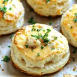 Um die perfekten Krabben gefüllten Cheddar-Bay-Brötchen zu machen, benötigen Sie: