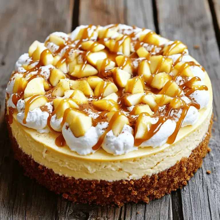 Ein Karamell-Apfel-Käsekuchen braucht frische und schmackhafte Zutaten. Die Hauptbestandteile sind Käsekuchen-Zutaten und Apfel-Käsekuchen-Zutaten. Zuerst kommen die Äpfel. Sie sind die Stars dieses Desserts. Für den besten Geschmack verwende ich Granny Smith oder Honeycrisp. Diese Äpfel sind süß und leicht sauer. Das sorgt für einen tollen Kontrast zur süßen Karamellsauce.