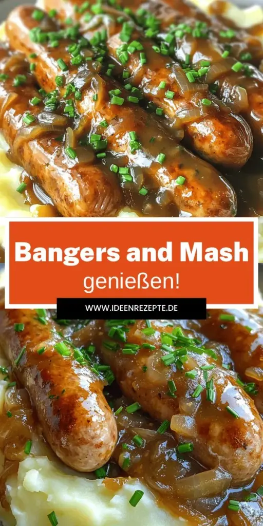 Entdecke das köstliche Rezept für Bangers and Mash mit Guinness Gravy und bringe Großbritannien auf deinen Tisch! Saftige Würstchen, cremiges Kartoffelpüree und eine herzhafte Guinness-Soße vereinen sich zu einem echten Wohlfühlessen. Lerne, wie du dieses traditionelle Gericht einfach zu Hause zubereitest und erlebe eine Geschmacksexplosion. Klicke durch und genieße die vollständigen Schritte und Tipps für dein perfektes Bangers and Mash!