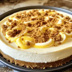 Um einen perfekten Biscoff Cheesecake zu machen, benötige ich einige Zutaten. Für das Rezept brauche ich 250 g Lotus Biscoff Cookies. Diese Kekse geben dem Kuchen seinen besonderen Geschmack. Zudem verwende ich 100 g ungesalzene Butter. Sie sorgt für die Konsistenz des Bodens. 600 g Frischkäse sind wichtig für die cremige Füllung. 150 g Zucker geben süße Noten. Ich brauche auch 2 große Eier, 200 ml saure Sahne und 1 Teelöffel Vanilleextrakt. Eine Prise Salz runde ich das Ganze ab. Schließlich sind 100 g grob zerbröselte Biscoff Cookies für die Dekoration nötig.