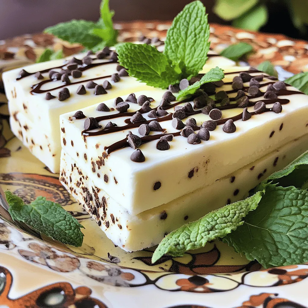 - Ungesüßter griechischer Joghurt - Honig oder Ahornsirup - Pfefferminz-Extrakt Die Hauptzutaten sind einfach und gesund. Ungesüßter griechischer Joghurt bildet die Basis. Er hat einen tollen Geschmack und eine cremige Konsistenz. Honig oder Ahornsirup fügt natürliche Süße hinzu. Du kannst je nach Vorliebe wählen. Pfefferminz-Extrakt bringt den frischen Minzgeschmack. So wird jedes Eis ein Genuss. - Mini-Schokoladenstückchen - Frische Minzblätter (optional) - Salz Für das besondere Etwas fügen wir Mini-Schokoladenstückchen hinzu. Diese kleinen Stücke schmelzen im Mund und geben einen tollen Schokoladengeschmack. Frische Minzblätter sind optional. Sie verstärken den Minzgeschmack und sorgen für frische Farbe. Eine Prise Salz bringt die Aromen zusammen. So wird alles noch leckerer. Für das vollständige Rezept schaue dir das [Full Recipe] an. Zuerst nimmst du eine große Schüssel. Füge 2 Tassen ungesüßten griechischen Joghurt hinzu. Dann gibst du 1/3 Tasse Honig oder Ahornsirup hinein. Füge 1 Teelöffel reines Pfefferminz-Extrakt und 1/2 Teelöffel Vanilleextrakt hinzu. Vergiss nicht die Prise Salz! Mische alles gut, bis die Masse glatt ist. Jetzt kommt der spaßige Teil! Nimm 1/2 Tasse Mini-Schokoladenstückchen und 1 Esslöffel gehackte Minzblätter. Hebe die Schokoladenstückchen und die Minze vorsichtig unter die Joghurtmasse. So verteilen sich die leckeren Stückchen gleichmäßig. Gieße die Joghurtmasse in die Popsicle-Formen. Fülle jede Form etwa zu drei Vierteln, damit beim Einfrieren Platz bleibt. Setze die Stiele in die Formen und stelle sie in die Gefriertruhe. Lass die Pops für mindestens 4-6 Stunden frieren. Wenn sie fest sind, halte die Formen kurz unter warmes Wasser und ziehe die Pops vorsichtig heraus. Für den kompletten Ablauf und genaue Mengen, schau dir das Rezept für die Schokoladen-Minz-Griechischen Joghurt-Pops an! Um Eiskristalle zu vermeiden, ist die richtige Mischung wichtig. Mische den Joghurt gut mit Honig und den Extrakten. Eine glatte Mischung sorgt für eine cremige Textur. Je mehr Luft du einarbeitest, desto besser wird die Konsistenz. Friere die Pops auch nicht zu lange ein. Das kann die Eiskristalle fördern. Du kannst die Aromen leicht ändern. Probiere Vanille- oder Mandelextrakt für einen neuen Geschmack. Wenn du die Süße ändern möchtest, verwende mehr oder weniger Honig. Auch künstliche Süßstoffe sind eine Option. Du kannst sogar frische Früchte oder Nüsse hinzufügen, um die Pops zu verfeinern. Präsentiere die Pops auf einem schönen Teller. Garniere sie mit frischen Minzblättern für einen tollen Look. Ein Drizzle aus geschmolzener Zartbitterschokolade macht sie auch leckerer. So werden die Pops nicht nur köstlich, sondern sehen auch gut aus. Dies wird deine Gäste beeindrucken! {{image_4}} Eine tolle Idee ist, pürierte Früchte hinzuzufügen. Du kannst Erdbeeren, Himbeeren oder Bananen verwenden. Diese Früchte bringen frische Aromen in deine Pops. Püriere die Früchte zuerst. Dann mische sie vorsichtig in die Joghurtmasse. So erhältst du einen schönen Farbverlauf und extra Geschmack. Du kannst die Fruchtmenge anpassen, um die Süße zu steuern. Wenn du eine vegane Variante möchtest, gibt es einfache Anpassungen. Tausche den griechischen Joghurt gegen pflanzlichen Joghurt aus, zum Beispiel auf Kokos- oder Sojabasis. Verwende Agavendicksaft anstelle von Honig. Achte darauf, dass auch der Pfefferminz-Extrakt rein pflanzlich ist. Diese Änderungen machen die Pops für jeden zugänglich. Um einen Crunch-Effekt zu erzielen, füge zarte Mandeln oder Nüsse hinzu. Du kannst Mandeln, Walnüsse oder Haselnüsse verwenden. Hacke die Nüsse grob und hebe sie unter die Joghurtmasse. Sie sorgen für eine tolle Textur in jedem Biss. Zudem bringen sie gesunde Fette und Proteine in die Pops. Diese Variationen machen die Schokoladen-Minz-Joghurt Pops noch spannender. Die richtige Lagerung macht einen großen Unterschied. Bewahre die Pops in einem luftdichten Behälter auf. So bleiben sie frisch und schmackhaft. Wenn du keine Behälter hast, verwende Frischhaltefolie. Wickele die Pops gut ein. Stelle sicher, dass sie nicht zusammenkleben. Lagere sie im Gefrierschrank bei -18 Grad Celsius oder kälter. So bleiben die Aromen und die Konsistenz perfekt. Wie lange bleiben die Pops frisch? Wenn du sie richtig lagerst, halten sie bis zu zwei Monate. Nach dieser Zeit können die Aromen schwächer werden. Eiskristalle können sich auch bilden, was die Konsistenz beeinträchtigt. Es ist am besten, die Pops innerhalb von einem Monat zu genießen. So schmecken sie am besten. Wie taust du die Pops am besten auf? Halte sie kurz unter warmes Wasser. So lösen sie sich leicht aus der Form. Du kannst die Pops direkt genießen oder mit zusätzlichen Garnierungen servieren. Ein Drizzle aus geschmolzener Schokolade oder frische Minzblätter machen sie noch köstlicher. Diese kleinen Details bringen mehr Freude beim Essen. Die Pops sollten mindestens 4-6 Stunden gefroren werden. So werden sie fest und lecker. Ich empfehle, sie über Nacht gefrieren zu lassen. So sind sie bereit, wenn du einen süßen Snack brauchst. Ja, du kannst auch anderen Joghurt verwenden. Naturjoghurt oder sogar pflanzliche Alternativen sind möglich. Achte darauf, dass der Joghurt dick genug ist, damit die Pops gut halten. Griechischer Joghurt ist dicker und cremiger. Er hat mehr Eiweiß und weniger Zucker als normaler Joghurt. Diese Eigenschaften machen ihn ideal für Rezepte wie unsere Pops. So bleibt die Konsistenz perfekt und die Pops schmecken besser. Ja, du kannst die Süße anpassen! Reduziere den Honig oder Ahornsirup nach deinem Geschmack. Du kannst auch andere Süßstoffe verwenden, wenn du möchtest. Achte darauf, dass die Mischung gut bleibt, damit die Pops fest sind. Du hast nun alle Schritte, um köstliche Schokoladen-Minz-Joghurt Pops zuzubereiten. Wir haben die Hauptzutaten und den einfachen Prozess besprochen. Dazu kamen Tipps für die perfekte Konsistenz und verschiedene Variationen. Vergiss nicht, auch die Lagerung und Haltbarkeit im Auge zu behalten. Diese erfrischenden Pops sind eine tolle Ergänzung für warme Tage. Experimentiere mit Aromen und Zutaten. Genieß das Kochen und das leckere Ergebnis in deiner eigenen Küche!