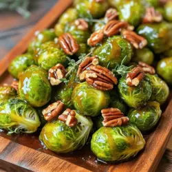 Um die besten ahornsirup-glasierten Rosenkohl zu machen, brauchen Sie einige Hauptzutaten. Diese sind: - 450 g Rosenkohl, vorbereitet und halbiert - 60 ml reiner Ahornsirup - 30 ml Olivenöl - 5 ml Balsamico-Essig - 2 g Knoblauchpulver - Salz und Pfeffer nach Geschmack Jede dieser Zutaten hat ihren eigenen Geschmack. Der Ahornsirup bringt eine süße Note. Olivenöl sorgt für einen schönen Glanz und Geschmack. Balsamico-Essig fügt eine fruchtige Säure hinzu, die die Süße ausgleicht. Zusätzlich zu den Hauptzutaten können Gewürze und Zusätze den Geschmack Ihrer Rosenkohl verbessern. Hier sind einige, die ich oft benutze: - Knoblauchpulver - Salz und Pfeffer Diese Gewürze sind einfach, aber sie machen einen großen Unterschied. Sie helfen, die Aromen zu intensivieren. Für ein wenig Extra-Knackigkeit und Geschmack können Sie ein optionales Topping hinzufügen. Ich empfehle: - 30 g gehackte Pekannüsse (optional) - 1 Esslöffel frische Thymianblätter (zum Garnieren) Die Pekannüsse bringen eine nussige Textur. Thymian fügt ein frisches Aroma hinzu. Es ist eine großartige Art, die Rosenkohl zu verfeinern. Wenn Sie die Zutaten zusammenstellen, denken Sie an die Balance der Aromen. So entsteht ein Gericht, das nicht nur gut aussieht, sondern auch fantastisch schmeckt. Für das vollständige Rezept schauen Sie sich die Rubrik "Full Recipe" an. Beginnen Sie mit 450 g Rosenkohl. Schneiden Sie sie in zwei Hälften. Achten Sie darauf, die äußeren Blätter zu entfernen. Diese können zäh sein. Legen Sie den vorbereiteten Rosenkohl in eine große Schüssel. Mischen Sie in einer Schüssel 60 ml reinen Ahornsirup, 30 ml Olivenöl und 5 ml Balsamico-Essig. Fügen Sie 2 g Knoblauchpulver hinzu. Würzen Sie die Mischung mit Salz und Pfeffer nach Geschmack. Rühren Sie alles gut um, bis die Marinade glatt ist. Heizen Sie Ihren Ofen auf 200°C vor. Geben Sie die halbierten Rosenkohlhälften in die Schüssel mit der Marinade. Wenden Sie sie gut, bis sie gleichmäßig bedeckt sind. Legen Sie sie dann auf ein Backblech mit Backpapier. Rösten Sie die Rosenkohlhälften für 20-25 Minuten. Wenden Sie sie einmal, damit sie gleichmäßig bräunen. Wenn Sie Pekannüsse verwenden, rösten Sie 30 g in einer Pfanne. Streuen Sie sie nach dem Rösten über den Rosenkohl. Garnieren Sie mit frischen Thymianblättern für ein tolles Finish. Sie finden die vollständige Zubereitung im [Full Recipe]. Die perfekte Röstzeit für Rosenkohl liegt bei 20 bis 25 Minuten. Du solltest deinen Ofen auf 200°C vorheizen. So erhältst du eine schöne Karamellisierung. Wende die Rosenkohlhälften einmal während des Röstens. Dadurch werden sie gleichmäßig knusprig. Achte darauf, dass sie nicht zu lange im Ofen bleiben. Sonst werden sie matschig. Wähle frische Rosenkohlköpfe aus, die fest und grün sind. Die Blätter sollten nicht welk oder gelb sein. Kleinere Rosenkohl sind oft zarter und haben einen süßeren Geschmack. Achte auf die Größe, denn gleich große Stücke rösten besser. Wenn du die Möglichkeit hast, kaufe saisonale Rosenkohl. Sie schmecken frischer und besser. Du kannst die Aromen leicht anpassen. Füge zum Beispiel etwas Chili hinzu, wenn du es scharf magst. Für einen würzigeren Geschmack kannst du geriebenen Parmesan oder Feta darüber streuen. Auch das Hinzufügen von anderen Kräutern wie Rosmarin oder Oregano kann spannend sein. Experimentiere mit Nüssen, um einen knackigen Biss zu bekommen. Probiere auch die Kombination mit Honig oder Ahornsirup für mehr Süße. Nehme dir die Zeit, um deine eigene Version zu finden. Die Möglichkeiten sind endlos! {{image_4}} Für eine vegane Variante der Ahornsirup-Glasierten Rosenkohl ist es einfach, die Zutaten zu ändern. Der Hauptbestandteil bleibt der gleiche: Rosenkohl. Der reiner Ahornsirup sorgt für die süße Note, die wir lieben. Verwende Olivenöl, um das Gemüse zu rösten. So bleibt alles pflanzlich. Du kannst auch etwas Kokosblütenzucker hinzufügen, um die Süße zu verstärken. Diese Version ist nicht nur lecker, sondern auch gesund. Um den Geschmack zu verbessern, kannst du verschiedene Aromen hinzufügen. Probiere etwas Zitronensaft für eine frische Note. Außerdem passen geröstete Knoblauchzehen gut dazu. Frische Kräuter wie Rosmarin oder Oregano verleihen einen besonderen Kick. Du kannst auch eine Prise Paprika oder Cayennepfeffer verwenden, wenn du es würziger magst. Diese kleinen Änderungen machen das Gericht aufregender. Rosenkohl ist vielseitig und lässt sich gut mit anderen Gemüsesorten kombinieren. Zum Beispiel kannst du Karotten oder Süßkartoffeln hinzufügen. Das gibt mehr Farbe und Geschmack. Auch Kürbis passt gut zu den Rosenkohl. Achte darauf, die Gemüse gleichmäßig zu schneiden, damit sie gleichmäßig garen. Diese Kombinationen machen das Gericht noch nahrhafter und schmackhafter. Wenn du neugierig bist, schau dir das [Full Recipe] für mehr Details an. Rosenkohl mit Ahornsirup bleibt bis zu drei Tage im Kühlschrank frisch. Lassen Sie die Reste abkühlen, bevor Sie sie in einem luftdichten Behälter aufbewahren. So bleibt der Geschmack erhalten. Achten Sie darauf, die Reste nicht zu lange stehen zu lassen, um die beste Qualität zu genießen. Wenn Sie mehr Rosenkohl gemacht haben, können Sie die Reste einfrieren. Geben Sie die abgekühlten Rosenkohl in einen gefrierfesten Beutel. Drücken Sie die Luft heraus, bevor Sie den Beutel verschließen. So bleibt der Geschmack länger erhalten. Gefrorene Rosenkohl halten bis zu drei Monate. Um die Reste wieder aufzuwärmen, können Sie den Ofen oder die Mikrowelle nutzen. Im Ofen, heizen Sie ihn auf 180°C vor und rösten Sie die Rosenkohl für etwa 10 Minuten. In der Mikrowelle, erhitzen Sie sie in kurzen Intervallen von 30 Sekunden. So bleiben sie weich und lecker. Achten Sie darauf, die Rosenkohl nicht zu lange zu erhitzen, um Überkochen zu vermeiden. Die Ahornsirup-glasierten Rosenkohl sind im Kühlschrank etwa 3 bis 5 Tage haltbar. Bewahre sie in einem gut verschlossenen Behälter auf. Wenn du sie länger aufbewahren möchtest, kann das Einfrieren eine gute Option sein. So bleibt der Geschmack erhalten und du kannst sie später genießen. Ja, du kannst auch andere Sirupe verwenden. Honig oder Agavendicksaft sind gute Alternativen. Diese Sirupe bringen andere Geschmäcker mit, die auch gut zu Rosenkohl passen. Experimentiere ruhig mit verschiedenen Optionen, um deinen Lieblingsgeschmack zu finden. Um eine größere Menge zu machen, verdopple einfach alle Zutaten. Achte darauf, genügend Platz auf dem Blech zu lassen. Überfüllte Bleche können die Röstung beeinträchtigen. Wenn du mehr machst, musst du eventuell die Röstzeit anpassen. Kontrolliere die Rosenkohl regelmäßig, bis sie perfekt karamellisiert sind. Für das vollständige Rezept schaue dir die [Full Recipe] an. Ahornsirup-Glasierte Rosenkohl sind einfach und köstlich. Wir haben die Hauptzutaten, Gewürze und Zubereitung besprochen. Du hast auch Tipps für die Röstung und Lagerung erhalten. Variationen bieten dir viele Möglichkeiten, deinen Rosenkohl nach deinem Geschmack anzupassen. Mach das Rezept zu deinem eigenen. Experimentiere mit neuen Aromen oder anderen Gemüsesorten. Rosenkohl ist flexibel und gesund. Mit diesen Informationen kannst du dein Gericht verbessern und Freunde beeindrucken. Genieß das Kochen und Teile deine Gedanken!