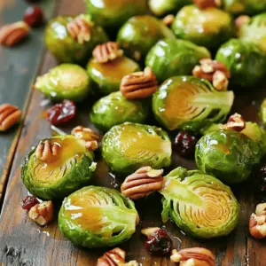 - 450 g Rosenkohl, geputzt und halbiert - 3 Esslöffel Ahornsirup - 2 Esslöffel Olivenöl - 1 Esslöffel Dijon-Senf - 1 Teelöffel Knoblauchpulver - Salz und Pfeffer nach Geschmack - 60 g Pekannüsse, grob gehackt - 60 g getrocknete Cranberries Wenn ich Rosenkohl zubereite, wähle ich frische, knackige Köpfe. Die Farbe sollte leuchtend grün sein. Achte darauf, sie gut zu putzen und zu halbieren. So garen sie gleichmäßiger. Ahornsirup ist der Star in diesem Rezept. Er gibt den Rosenkohl eine süße Note. Du kannst reinen Ahornsirup verwenden. Das schmeckt am besten. Olivenöl sorgt für eine schöne Bräunung. Es hilft auch, die Gewürze gleichmäßig zu verteilen. Verwende extra natives Olivenöl für mehr Geschmack. Die Gewürze sind einfach, aber wichtig. Dijon-Senf bringt eine leichte Schärfe. Knoblauchpulver gibt ein tolles Aroma. Salz und Pfeffer runden den Geschmack ab. Für die Dekoration nutze Pekannüsse und Cranberries. Die Nüsse fügen Knusprigkeit hinzu. Die Cranberries bringen eine fruchtige Süße. Für das vollständige Rezept schaue dir bitte den Abschnitt "Full Recipe" an. Zuerst putzen Sie den Rosenkohl. Schneiden Sie die Enden ab und entfernen Sie die äußeren Blätter. Halten Sie die Rosenkohlhälften gleichmäßig. Das sorgt für ein gleichmäßiges Garen. Jetzt stellen Sie das Mischungsverhältnis der Zutaten zusammen. Für die Marinade benötigen Sie: - 450 g Rosenkohl, geputzt und halbiert - 3 Esslöffel Ahornsirup - 2 Esslöffel Olivenöl - 1 Esslöffel Dijon-Senf - 1 Teelöffel Knoblauchpulver - Salz und Pfeffer nach Geschmack Mischen Sie alles in einer großen Schüssel. Achten Sie darauf, dass der Rosenkohl gut beschichtet ist. Heizen Sie den Ofen auf 200 °C vor. Ein vorgeheizter Ofen hilft, den Rosenkohl schnell zu rösten. Das sorgt für eine schöne Karamellisierung. Verteilen Sie die Rosenkohlhälften gleichmäßig auf einem Backblech. Rösten Sie sie für etwa 20-25 Minuten. Wenden Sie die Rosenkohl zur Hälfte der Garzeit um. So werden sie gleichmäßig zart und goldbraun. In den letzten 5 Minuten der Röstzeit fügen Sie die Pekannüsse hinzu. Diese sollten grob gehackt sein, damit sie schön röstig werden. Nachdem die Rosenkohl fertig sind, nehmen Sie das Blech aus dem Ofen. Fügen Sie die getrockneten Cranberries hinzu und mischen Sie vorsichtig. So verbinden sich die süßen und herzhaften Aromen. Servieren Sie die Ahornsirup-Glasierte Rosenkohl warm. Garnieren Sie nach Belieben mit zusätzlichen Pekannüssen. Sie können das Rezept mit dem [Full Recipe] nachkochen, um alles perfekt zuzubereiten. - Timing und Temperatur: Der Ofen sollte auf 200 °C vorgeheizt werden. So röstet der Rosenkohl gleichmäßig und wird schön knusprig. Röste die Rosenkohl für 20 bis 25 Minuten. Wende sie zur Hälfte der Zeit. So werden sie rundum goldbraun. - Variation der Röstaromen: Um verschiedene Röstaromen zu erzielen, kannst du die Röstzeit anpassen. Ein längeres Rösten bringt einen intensiveren Geschmack. Aber achte darauf, dass sie nicht verbrennen. - Zusätzliche Gewürze: Du kannst den Geschmack mit weiteren Gewürzen verbessern. Versuche es mit Paprika oder Kreuzkümmel. Diese geben dem Gericht einen besonderen Kick. - Alternative Süßungsmittel: Wenn du keinen Ahornsirup hast, nutze Honig oder Agavendicksaft. Diese Süßungsmittel bringen eine andere, aber ebenso leckere Note. - Nährwert von Rosenkohl: Rosenkohl ist sehr gesund. Sie sind reich an Vitaminen und Ballaststoffen. Eine Portion hat viel Vitamin C und K. Das macht sie nahrhaft und gut für die Gesundheit. - Kalorienverbrauch und Portionen: Eine Portion von 450 g hat etwa 150 Kalorien. Das ist wenig für ein so leckeres Gericht. Sie passen gut in eine ausgewogene Ernährung. {{image_4}} Für eine vegane Version der Ahornsirup-Glasierte Rosenkohl können Sie den Honig einfach durch Sirup ersetzen. Ahornsirup ist bereits pflanzlich und verleiht einen tollen Geschmack. Verwenden Sie auch pflanzliche Butter anstelle von normaler Butter. Diese kleine Änderung macht das Gericht komplett vegan, ohne den Geschmack zu verlieren. Um die Aromen zu verbessern, können Sie Speck hinzufügen. Der Speck bringt eine herzhafte Note und einen tollen Crunch. Ein weiteres leckeres Extra sind karamellisierte Zwiebeln. Diese süßen, goldbraunen Zwiebeln ergänzen die Süße des Ahornsirups wunderbar und machen das Gericht noch feiner. Nutzen Sie saisonale Gemüsesorten, um das Gericht anzupassen. Im Herbst können Sie zum Beispiel Kürbiswürfel hinzufügen. Für Feiertage können Sie die Rosenkohl mit saisonalen Gewürzen wie Zimt oder Muskatnuss verfeinern. Diese kleinen Anpassungen geben jedem Gericht eine besondere Note und machen es einzigartig. Um die Ahornsirup-Glasierte Rosenkohl frisch zu halten, gibt es einige einfache Methoden: - Kühle Lagermöglichkeiten: Bewahren Sie die Reste in einem luftdichten Behälter im Kühlschrank auf. Sie bleiben so bis zu drei Tage frisch. Stellen Sie sicher, dass die Rosenkohl vollständig abgekühlt sind, bevor Sie sie lagern. So vermeiden Sie Kondensation, die die Textur beeinträchtigen könnte. - Einfriermethoden: Wenn Sie die Rosenkohl länger lagern möchten, können Sie sie einfrieren. Legen Sie die gekochten Rosenkohl in einen gefriergeeigneten Behälter oder einen Beutel. Achten Sie darauf, so viel Luft wie möglich zu entfernen, um Gefrierbrand zu verhindern. Sie sind bis zu drei Monate haltbar. Zum Auftauen legen Sie die gefrorenen Rosenkohl einfach in den Kühlschrank über Nacht. Die Haltbarkeit von Ahornsirup-Glasierte Rosenkohl hängt von der richtigen Lagerung ab: - Hinweise zur maximalen Frische: Die besten Ergebnisse erhalten Sie, wenn Sie die Rosenkohl innerhalb von drei Tagen nach dem Kochen genießen. So bleibt der Geschmack und die Textur ideal. - Anzeichen von Verderb: Achten Sie auf Veränderungen in der Farbe oder Textur. Wenn die Rosenkohl matschig oder verfärbt sind, ist es besser, sie wegzuwerfen. Ein unangenehmer Geruch ist ebenfalls ein Zeichen, dass die Rosenkohl nicht mehr gut sind. - Lagerzeit im Kühlschrank: Du kannst die glasierte Rosenkohl bis zu 3 Tage im Kühlschrank aufbewahren. Stelle sicher, dass du sie in einem luftdichten Behälter lagerst. So bleibt der Geschmack frisch. - Optionen zum Einfrieren: Wenn du die Rosenkohl länger aufbewahren möchtest, kannst du sie einfrieren. Lege sie in einen Gefrierbeutel oder Behälter. Sie halten sich bis zu 3 Monate. Um sie später zu genießen, lass sie im Kühlschrank auftauen. Ja, frischer Rosenkohl ist eine tolle Wahl. Er hat einen knackigen Biss und mehr Geschmack. Der Hauptunterschied zwischen frisch und gefroren liegt in der Textur. Gefrorener Rosenkohl kann weicher sein. Wenn du frischen Rosenkohl wählst, achte darauf, dass die Köpfe fest und grün sind. Ja, es gibt verschiedene Alternativen zu Ahornsirup. Honig ist eine beliebte Option. Du kannst auch Agavensirup oder Kokosblütenzucker verwenden. Diese Süßungsmittel haben ähnliche Aromen. Sie geben den Rosenkohl auch eine schöne Süße. Experimentiere mit Mengen, um den für dich besten Geschmack zu finden. Rosenkohl mit Ahornsirup ist einfach zuzubereiten. Du hast gelernt, welche Zutaten notwendig sind und wie man die Röstung perfekt hinbekommt. Mit nützlichen Tipps kannst du den Geschmack weiter verbessern. Variationen erlauben dir, das Gericht ganz nach deinem Geschmack anzupassen. Denke daran, den Rosenkohl richtig zu lagern, damit er frisch bleibt. Experimentiere mit frischen und saisonalen Optionen. So hast du immer eine leckere Beilage. Probiere es aus und teile dein Ergebnis!