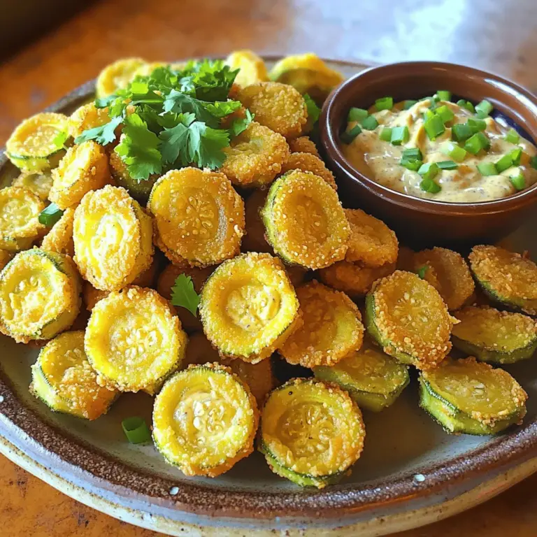 - 450 g frische Okra - 240 ml Buttermilch - 120 g Mayonnaise - 2 Esslöffel kreolischer Senf - 120 g Maismehl - 60 g Allzweckmehl - Knoblauchpulver, Zwiebelpulver, Cayennepfeffer, Salz und Pfeffer Um gebratene Okra mit einer köstlichen Kreolischen Senfremoulade zu machen, brauche ich frische Okra. Achte darauf, dass sie fest und grün ist. Ich schneide sie in 1/2-Zoll dicke Runden. Buttermilch gebe ich dazu. Sie hilft, die Okra saftig zu halten und das Mehl besser haften zu lassen. Für die Senfremoulade verwende ich Mayonnaise und kreolischen Senf. Die Kombination macht die Sauce cremig und würzig. Ich füge auch Zitronensaft und scharfe Soße hinzu. Das gibt der Remoulade einen tollen Kick. Die Mehlmischung ist einfach. Ich kombiniere Maismehl und Allzweckmehl. Dann kommen Gewürze wie Knoblauchpulver und Cayennepfeffer dazu. Diese Mischung sorgt für den richtigen Geschmack und die perfekte Knusprigkeit. Die Zutaten sind wichtig. Sie machen das Gericht besonders und lecker. Wenn du die Schritte befolgst, wirst du eine tolle Mahlzeit zaubern. Für die vollständige Anleitung schau dir das Full Recipe an! Um die Okra perfekt zuzubereiten, beginne mit dem Einlegen. Nimm die frische Okra und schneide sie in 1/2-Zoll dicke Runden. Lege die geschnittenen Stücke in eine Schüssel mit 240 ml Buttermilch. Lass sie mindestens 30 Minuten ziehen. Diese Zeit hilft, dass das Maismehl besser haftet und macht die Okra saftig. Nach dem Einlegen kommt das Panieren. In einer zweiten Schüssel mische 120 g Maismehl, 60 g Allzweckmehl, 1 Teelöffel Knoblauchpulver, 1 Teelöffel Zwiebelpulver, 1 Teelöffel Cayennepfeffer, Salz und Pfeffer. Rühre alles gut um, damit die Gewürze gleichmäßig verteilt sind. Nimm die Okra aus der Buttermilch und schüttle überschüssige Flüssigkeit ab. Tauche jedes Stück in die Mehlmischung. Achte darauf, dass die Okra vollständig beschichtet ist. Jetzt wird es heiß! Erhitze das Öl in einer tiefen Pfanne oder einem großen Topf auf 175 °C. Du kannst die Temperatur testen, indem du einen kleinen Löffel der Mehlmischung ins Öl gibst. Wenn es zischt, ist das Öl bereit. Frittier die beschichtete Okra in kleinen Portionen. Jedes Batch sollte etwa 3-4 Minuten frittieren, bis sie goldbraun und knusprig sind. Vermeide es, die Pfanne zu überfüllen. Das ist wichtig, damit die Temperatur des Öls konstant bleibt. Nimm die Okra mit einem Schöpf-Löffel heraus und lege sie auf einen mit Küchenpapier ausgelegten Teller. Das Papier saugt überschüssiges Öl auf. Streue sofort etwas Salz darüber. Für die Remoulade nehme eine kleine Schüssel. Vermische 120 g Mayonnaise, 2 Esslöffel kreolischen Senf, 1 Esslöffel Zitronensaft, und 1 Teelöffel scharfe Soße. Füge 1 Esslöffel fein gehackte frische Petersilie und 1 Esslöffel fein gehackte Frühlingszwiebeln hinzu. Rühre alles gut um, bis es gut vermischt ist. Du kannst die Gewürze nach deinem Geschmack anpassen. Damit hast du die perfekte Kombination aus knuspriger Okra und würziger Remoulade. Für die genauen Schritte und weitere Tipps, schau dir das [Full Recipe] an. Um knusprige Okra zu erhalten, ist Temperaturkontrolle wichtig. Heizen Sie das Öl auf 175°C. Verwenden Sie ein Küchenthermometer, um die Temperatur zu überprüfen. Wenn das Öl zu kalt ist, wird die Okra nicht knusprig. Wenn es zu heiß ist, verbrennt die Beschichtung. Vermeiden Sie das Überfüllen der Pfanne. Frittieren Sie die Okra in kleinen Chargen. So bleibt die Öltemperatur konstant. Zu viele Stücke auf einmal senken die Temperatur und machen die Okra matschig. Für die perfekte Mehlhaftung ist es wichtig, die Okra zuerst in Buttermilch zu legen. Diese Methode sorgt dafür, dass die Mehlmischung gut haftet. Schütteln Sie überschüssige Flüssigkeit ab, bevor Sie die Okra in die Mehlmischung tauchen. Verwenden Sie Gewürze wie Knoblauchpulver und Cayennepfeffer in Ihrer Mehlmischung. Diese Zutaten geben der Okra zusätzlichen Geschmack. Experimentieren Sie mit verschiedenen Gewürzen, um Ihre eigene Note zu finden. Anrichten auf einem rustikalen Holzbrett macht die Okra ansprechender. Die Farben der Okra und der Remoulade kommen so gut zur Geltung. Verwenden Sie frische Kräuter zur Dekoration. Petersilie oder Frühlingszwiebeln machen das Gericht optisch schöner. Ein kleines Schälchen der Remoulade daneben lädt zum Dippen ein. Diese einfachen Tipps helfen Ihnen, Ihre knusprigen gebratenen Okra perfekt zu präsentieren. Für das vollständige Rezept schauen Sie sich die Full Recipe an. {{image_4}} Frittieren in der Heißluftfritteuse ist eine tolle Option. Diese Methode verwendet viel weniger Öl. Die Okra wird knusprig, aber weniger fettig. So bleibt der Geschmack stark und die Kalorien niedrig. Glutenfreie Mehloptionen sind auch leicht zu finden. Verwende einfach Reismehl oder Mandelmehl. Diese Mehle bringen einen neuen Geschmack. Deine Okra wird trotzdem knusprig und lecker. Ein Zusatz von Käse macht die Okra besonders. Füge geriebenen Parmesan oder Cheddar hinzu. So bekommt das Gericht mehr Tiefe und Geschmack. Serviere die Okra mit verschiedenen Dips. Neben der Senfremoulade probiere auch Joghurt-Dips oder scharfe Salsas. Diese Variationen bieten neue Geschmackserlebnisse. Anpassungen aus dem südlichen Raum der USA sind spannend. Manche fügen Paprika oder Cajun-Gewürze hinzu. Diese Gewürze geben der Okra eine neue, würzige Note. Inspirationen aus der Cajun-Küche bringen noch mehr Vielfalt. Füge Zwiebeln, Sellerie oder grüne Paprika zur Panade hinzu. So wird die Okra noch aromatischer und einzigartig. Für die vollständige Zubereitung schaue dir das [Full Recipe] an. Lassen Sie die frisch gebratene Okra abkühlen. Dies verhindert, dass sie matschig wird. Nutzen Sie einen luftdichten Behälter. Damit bleibt die Okra frisch. Lagern Sie sie im Kühlschrank. So bleibt sie bis zu drei Tage genießbar. Wenn Sie länger aufbewahren möchten, frieren Sie sie ein. Die Okra kann bis zu drei Monate im Gefrierfach bleiben. Um die Okra wieder knusprig zu machen, heizen Sie den Ofen auf 190 Grad Celsius vor. Legen Sie die Okra auf ein Backblech. So kann die Hitze gleichmäßig zirkulieren. Backen Sie sie für etwa 10 bis 15 Minuten. Dies sorgt für die beste Textur. Vermeiden Sie die Mikrowelle. Sie macht die Okra matschig und weich. Wählen Sie frische Okra für das beste Ergebnis. Achten Sie auf feste, grüne Schoten. Lagern Sie frische Okra im Kühlschrank. Sie bleibt dort etwa eine Woche frisch. Für die Remoulade verwenden Sie frische Zutaten. Die Mischung hält sich im Kühlschrank bis zu einer Woche. Achten Sie darauf, sie in einem luftdichten Behälter zu lagern. Die Zubereitung von gebratener Okra dauert insgesamt etwa eine Stunde. Diese Zeit teilt sich in zwei Teile auf: - Vorbereitung: 30 Minuten, um die Okra in Buttermilch einzuweichen und die Mehlmischung vorzubereiten. - Kochen: 30 Minuten, um die Okra zu frittieren und die Remoulade zu machen. Die Vorbereitung ist sehr wichtig. Das Einweichen in Buttermilch hilft, die Okra saftig und geschmackvoll zu machen. So schmeckt die Okra noch besser. Ja, du kannst die Okra auch ohne Frittieren zubereiten. Hier sind zwei beliebte Methoden: - Backen: Du kannst die Okra mit etwas Öl bestreichen und im Ofen bei 200°C backen. Die Backzeit beträgt etwa 20-25 Minuten. Die Oberfläche wird knusprig, aber die Textur wird anders sein. - Pfannenrühren: Schneide die Okra in Runden und brate sie in einer Pfanne bei mittlerer Hitze. Verwende etwas Öl, um das Ankleben zu verhindern. Diese Methode dauert etwa 10-15 Minuten. Die Okra bleibt weich, hat aber weniger Crunch. Beide Methoden sind gesünder, aber frittierte Okra hat den besten Geschmack und die beste Textur. Es gibt viele Beilagen, die gut zu gebratener Okra passen: - Reis: Ein einfacher, aber leckerer Begleiter. Er nimmt die Aromen der Okra gut auf. - Salate: Ein frischer grüner Salat ergänzt die knusprige Okra sehr gut. - Dips: Die würzige Kreolische Senfremoulade ist perfekt. Du kannst auch Ketchup oder scharfe Soße verwenden. Serviere die Okra auf einem rustikalen Holzbrett. Das sieht gut aus und macht das Essen noch besser. Die Kombination von Aromen und Texturen wird deine Gäste beeindrucken. Gegrillte Okra ist ein einfaches und leckeres Gericht. Wir haben die Hauptzutaten besprochen, wie frische Okra und Buttermilch. Außerdem haben wir die Kreolische Senfremoulade und verschiedene Gewürze behandelt. Die Schritt-für-Schritt-Anleitung gab Tipps zur perfekten Zubereitung. Es ist wichtig, die Temperatur beim Frittieren zu kontrollieren. Der Schlussabschnitt zu Variationen zeigt, wie kreativ du bei der Zubereitung sein kannst. Denk daran, dass du die Okra gut aufbewahren und aufwärmen kannst. Nun bist du bereit, dieses Gericht selbst zuzubereiten.