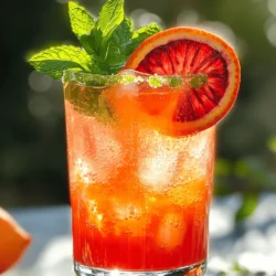 Für den Blutorange Ingwer Spritzer benötige ich einige einfache, aber köstliche Zutaten. Hier ist, was du brauchst: - 2 Blutorangen, frisch ausgepresst - 1 Esslöffel frischer Ingwer, gerieben - 1 Esslöffel Honig (oder nach Geschmack) - 2 Tassen Sprudelwasser - Eiswürfel - Minzblätter zur Garnitur - Scheiben von Blutorange zur Dekoration Diese Zutaten bringen frische und Geschmack in jeden Schluck. Wähle frische Blutorangen. Sie sollten fest und schwer in der Hand liegen. Achte darauf, dass sie keine Druckstellen haben. Frischer Ingwer ist ebenso wichtig. Ein guter Ingwer hat eine glatte Haut und einen starken Duft. Der Honig sollte ebenfalls von hoher Qualität sein. So wird der Geschmack deines Spritzers einzigartig und lecker. Blutorangen sind nicht nur schön anzusehen, sie sind auch gesund. Sie enthalten viel Vitamin C. Dieses Vitamin stärkt das Immunsystem und fördert die Gesundheit der Haut. Ingwer hat besondere Vorteile. Er hilft bei der Verdauung und kann Übelkeit lindern. Beide Zutaten zusammen machen deinen Spritzer nicht nur lecker, sondern auch gesund. Du tust deinem Körper etwas Gutes, während du ihn genießt. Die Vorbereitungszeit für den Blutorange Ingwer Spritzer beträgt nur 10 Minuten. Das ist schnell und einfach. Diese frische und spritzige Mischung ist perfekt für heiße Tage oder besondere Anlässe. Du kannst damit vier Portionen zubereiten, was ideal für Freunde oder Familie ist. 1. Nimm zuerst den frischen Ingwer und reibe ihn in einer kleinen Schüssel. 2. Füge einen Esslöffel Honig hinzu. Mische alles gut. Lass die Mischung für etwa 5 Minuten ruhen. 3. Presse die Blutorangen aus, bis du etwa eine Tasse Saft hast. 4. Gib den Blutorangensaft und die Ingwer-Honig-Mischung in einen Krug. Rühre gut um, bis der Honig ganz gelöst ist. 5. Nimm ein Glas und fülle es mit Eiswürfeln. 6. Gieße die Blutorangen-Mischung in das Glas. Fülle es bis zur Hälfte. 7. Ergänze das Glas mit Sprudelwasser. Rühre sanft um. 8. Dekoriere das Getränk mit frischen Minzblättern und einer Scheibe Blutorange. Serviere den Spritzer in hohen Gläsern, um die Farben zu zeigen. Achte darauf, das Getränk gut zu kühlen. Du kannst auch zusätzliche Minzblätter für einen frischen Duft hinzufügen. Für einen besonderen Effekt, verwende bunte Strohhalme oder Trinkgläser. Experimentiere mit der Menge an Sprudelwasser, um den perfekten Spritzer zu finden. Für den vollen Genuss, genieße ihn sofort nach der Zubereitung. Um den perfekten Blutorange Ingwer Spritzer zu machen, achte auf die Frische der Zutaten. Verwende reife Blutorangen für den besten Geschmack. Der Ingwer sollte fest und aromatisch sein. Mische die Ingwer-Honig-Mischung gut, damit der Honig sich vollständig löst. Probiere die Mischung, um den richtigen Süßegrad zu finden. Wenn du es spritziger magst, gib mehr Sprudelwasser hinzu. Für die Zubereitung benötigst du einige einfache Utensilien. Ein Entsafter ist wichtig, um die Blutorangen auszupressen. Eine Reibe ist nötig für den frischen Ingwer. Ein Krug hilft, die Mischung zu vermengen. Gläser mit Eiswürfeln sind perfekt zum Servieren. Verwende einen Löffel, um die Mischung gut umzurühren. Minzblätter und Scheiben von Blutorange sind tolle Dekorationen. Du kannst die Aromen anpassen, um deinen Spritzer einzigartig zu machen. Füge mehr oder weniger Ingwer hinzu, je nach deinem Geschmack. Verwende andere Süßungsmittel wie Agavendicksaft oder Zucker. Du kannst auch frische Kräuter wie Basilikum ausprobieren. Wenn du ein wenig Schärfe magst, gib einen Spritzer Limettensaft hinzu. Diese kleinen Anpassungen machen dein Getränk besonders. Wenn du mehr Ideen brauchst, schaue dir das Full Recipe an. {{image_4}} Blutorangen sind köstlich, aber du kannst auch andere Früchte verwenden. Probier zum Beispiel Blütenfrüchte wie Mandarinen oder Grapefruits. Diese Früchte bringen frische Aromen und schöne Farben. Du kannst auch heimische Früchte wie Äpfel oder Birnen verwenden. Diese Früchte geben deinem Spritzer eine süße Note und sind leicht zu finden. Süßungsmittel spielen eine große Rolle. Honig ist meine erste Wahl. Er hat einen reichen Geschmack und passt gut zu Ingwer. Wenn du eine andere Süße möchtest, probiere Agavendicksaft oder Ahornsirup. Beide haben einen eigenen Geschmack und machen den Spritzer besonders. Zuckersirup ist eine einfache Option, die gut auflöst. Die Wahl des Süßungsmittels ändert den gesamten Geschmack. Möchtest du etwas Besonderes für eine Feier? Füge ein paar Spritzer Limettensaft hinzu. Das gibt dem Spritzer eine spritzige Frische. Du kannst auch frische Kräuter wie Basilikum oder Rosmarin verwenden. Diese Kräuter bringen eine neue Ebene an Geschmack. Für ein festliches Gefühl, probiere, eine kleine Menge fruchtigen Sirup hinzuzufügen. Das macht deinen Spritzer noch bunter und leckerer. Für das vollständige Rezept, schau dir [Full Recipe] an. Wenn Sie Reste des Blutorange Ingwer Spritzers haben, bewahren Sie diese in einem geschlossenen Behälter im Kühlschrank auf. So bleibt der Spritzer frisch und lecker. Achten Sie darauf, dass der Behälter luftdicht ist. Das hilft, den Geschmack zu bewahren und die Kohlensäure zu schützen. Verwenden Sie die Reste der Blutorangen in anderen Rezepten. Sie können sie in Salate oder Desserts geben. Der Ingwer lässt sich gut in Tees oder Smoothies einsetzen. So verschwenden Sie keine Zutaten und nutzen jeden Teil der frischen Produkte. Die Mischung aus Blutorangen und Ingwer hält sich im Kühlschrank etwa 2 Tage. Am besten trinken Sie den Spritzer frisch, um den spritzigen Geschmack voll zu genießen. Wenn Sie die Mischung vorbereiten, genießen Sie sie innerhalb von 24 Stunden für das beste Erlebnis. Um den Blutorange Ingwer Spritzer alkoholfrei zu machen, sind keine großen Änderungen nötig. Verwenden Sie einfach die gleichen Zutaten. Der einzige Unterschied ist, dass Sie keinen Alkohol hinzufügen. Dieser Spritzer bleibt frisch und lecker, auch ohne Spirituosen. Er ist perfekt für jeden Anlass. Genießen Sie ihn an einem heißen Sommertag oder bei einem Treffen mit Freunden. Ja, Sie können andere Zitrusfrüchte verwenden! Probieren Sie Limetten, Zitronen oder Grapefruits aus. Diese Früchte bringen unterschiedliche Geschmäcker. Limetten fügen einen spritzigen Kick hinzu. Zitronen geben eine erfrischende Säure. Grapefruits sind leicht bitter und süß. Mischen Sie verschiedene Früchte für einzigartige Aromen. Seien Sie kreativ und finden Sie Ihre Lieblingskombination. Ingwer bietet viele gesundheitliche Vorteile. Er hilft bei der Verdauung und kann Übelkeit lindern. Ingwer hat auch entzündungshemmende Eigenschaften. Diese können Schmerzen und Entzündungen im Körper reduzieren. Zudem stärkt Ingwer das Immunsystem. Er kann Erkältungen und Grippe vorbeugen. Genießen Sie den Blutorange Ingwer Spritzer nicht nur für den Geschmack, sondern auch für das Wohlbefinden. Blutorange Ingwer Spritzer sind lecker und gesund. Wir haben die Hauptzutaten besprochen und wie wichtig ihre Qualität ist. Ich habe die gesundheitlichen Vorteile von Blutorangen und Ingwer erläutert. Die Schritt-für-Schritt-Anleitung zeigt, wie einfach die Zubereitung ist. Außerdem habe ich Tipps gegeben, um den perfekten Spritzer zu kreieren. Variationen und Lagerungshinweise helfen dir, kreativ zu sein und Reste optimal zu nutzen. Denke daran, dass du die Aromen anpassen kannst. Genieße deine frischen Getränke und sei kreativ dabei!