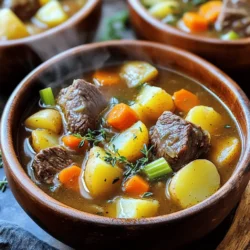 Für ein schmackhaftes Rindfleischragout benötigst du einige Hauptzutaten. Diese bilden die Basis des Gerichts und geben ihm viel Geschmack. Hier sind die Zutaten, die du brauchst: - 900 g Rinderbrust, in 2,5 cm große Würfel geschnitten - 4 mittelgroße Kartoffeln, geschält und gewürfelt - 3 Karotten, in Scheiben geschnitten - 2 Stangen Sellerie, gehackt - 1 große Zwiebel, gewürfelt - 3 Knoblauchzehen, fein gehackt - 1 Liter Rinderbrühe - 2 Esslöffel Tomatenmark Zusätzlich zu den Hauptzutaten kannst du einige weitere Zutaten hinzufügen. Diese bringen mehr Tiefe und Geschmack in das Ragout. Hier sind sie: - 1 Teelöffel getrockneter Thymian - 1 Teelöffel getrockneter Rosmarin - Salz und Pfeffer nach Geschmack - 2 Esslöffel Olivenöl - 2 Esslöffel Maisstärke (optional, zum Andicken) - 2 Esslöffel kaltes Wasser (optional, zum Andicken) Die Wahl der richtigen Zutaten macht viel aus. Hier sind meine Tipps, um die besten zu finden: - Wähle frisches Gemüse. Es sorgt für mehr Geschmack und Nährstoffe. - Achte auf die Rinderbrust. Sie sollte gut marmoriert sein. Das Fett macht das Fleisch zart. - Verwende hochwertige Rinderbrühe. Sie gibt dem Ragout einen reicheren Geschmack. - Achte darauf, die Gewürze frisch zu kaufen. Frische Gewürze haben mehr Aroma. Wenn du diese Zutaten sorgfältig auswählst, wird dein Instant Pot Rindfleischragout köstlich. Entdecke das vollständige Rezept für eine einfache Zubereitung. Zuerst bereiten wir das Rindfleisch und das Gemüse vor. Schneide die Rinderbrust in 2,5 cm große Würfel. Das Stück Fleisch sollte frisch sein. Das gibt dem Ragout den besten Geschmack. Danach schäle die Kartoffeln und würfle sie. Die Karotten werden in Scheiben geschnitten. Hacke die Selleriestangen und würfle die Zwiebel. Schließlich hacke den Knoblauch fein. Diese Schritte sind wichtig, damit alles gleichmäßig gart. Jetzt kommt der spannende Teil: das Kochen! Stelle den Instant Pot auf die Sauté-Einstellung und füge das Olivenöl hinzu. Lasse das Öl heiß werden und brate die Rindfleischwürfel portionsweise an. Das dauert etwa 4-5 Minuten. Nimm das Fleisch dann heraus und lege es beiseite. Sauté die Zwiebel und den Knoblauch für 2-3 Minuten, bis die Zwiebel glasig wird. Füge dann alle anderen Zutaten hinzu: Kartoffeln, Karotten, Sellerie, Rindfleisch, Brühe, Tomatenmark, Thymian, Rosmarin, Salz und Pfeffer. Rühre alles gut um. Setze den Deckel auf und stelle das Ventil auf „Sealing“. Wähle die „Manual“ oder „Pressure Cook“ Einstellung für 35 Minuten. Nach dem Kochen lass den Druck 10-15 Minuten natürlich entweichen. Das hilft, das Fleisch zart zu machen. Danach kannst du vorsichtig das Ventil auf „Venting“ umstellen. So entweicht der restliche Druck. Wenn du das Ragout dicker magst, mische die Maisstärke mit kaltem Wasser. Rühre die Mischung in das Ragout und koche es für weitere 2-3 Minuten. Jetzt bist du bereit, das köstliche Rindfleischragout zu servieren! Diese Schritte bringen dir ein herzhaftes Gericht, das alle lieben werden. Für das vollständige Rezept, schau dir die Anleitung an! Ein häufiger Fehler ist, das Rindfleisch nicht richtig anzubraten. Braten Sie es gut an, um Geschmack zu gewinnen. Lassen Sie das Fleisch nicht zu lange in der Brühe, sonst wird es zäh. Achten Sie darauf, die Zwiebeln und den Knoblauch nicht zu verbrennen. Sie geben wichtigen Geschmack. Überfüllen Sie den Instant Pot nicht. Halten Sie sich an die empfohlenen Mengen im Full Recipe. Wünschen Sie ein dickes Ragout? Mischen Sie einfach Maisstärke mit kaltem Wasser. Fügen Sie die Mischung gegen Ende des Kochens hinzu. Mögen Sie ein dünneres Ragout? Lassen Sie die Maisstärke weg. Wenn das Ragout zu dick wird, können Sie etwas Brühe hinzufügen. Probieren Sie das Ragout und passen Sie die Konsistenz nach Ihrem Geschmack an. Experimentieren Sie mit Gewürzen, um Ihr Ragout einzigartig zu machen. Fügen Sie Paprika oder Kümmel für mehr Tiefe hinzu. Ein Spritzer Worcestershiresauce kann den Geschmack heben. Frische Kräuter wie Rosmarin oder Petersilie sorgen für Frische. Seien Sie kreativ! Ihre Vorlieben sollten den Geschmack leiten. {{image_4}} Wenn Sie eine pflanzliche Option suchen, können Sie Rindfleisch durch Pilze ersetzen. Champignons geben einen tiefen Geschmack. Sie können auch Seitan oder Jackfruit verwenden. Diese Zutaten sind herzhaft und passen gut. Achten Sie darauf, die gleiche Menge wie Rindfleisch zu nehmen. Kochen Sie sie wie im Full Recipe beschrieben. Sie können das Rezept leicht ändern, indem Sie andere Gemüsesorten verwenden. Zucchini, Süßkartoffeln oder Erbsen sind tolle Optionen. Diese Gemüsesorten bringen Farbe und Nährstoffe. Versuchen Sie, saisonales Gemüse zu nutzen. Das sorgt für frischen Geschmack und macht Ihr Ragout noch besser. Wenn Sie keinen Instant Pot haben, nutzen Sie einen Slow Cooker. Die Zubereitung ist einfach. Braten Sie zuerst das Fleisch und das Gemüse in einer Pfanne an. Geben Sie dann alles in den Slow Cooker mit Brühe und Gewürzen. Kochen Sie es für 6–8 Stunden auf niedriger Stufe. So wird das Fleisch zart und das Ragout hat einen reichen Geschmack. Um Rindfleischragout gut zu lagern, lassen Sie es zuerst abkühlen. Füllen Sie es dann in einen luftdichten Behälter. Achten Sie darauf, dass der Behälter sauber ist. So bleibt das Ragout frisch. Sie können das Ragout auch in Portionsgrößen aufteilen. So können Sie einfach die Menge entnehmen, die Sie benötigen. Um Rindfleischragout aufzuwärmen, nutzen Sie den Herd oder die Mikrowelle. Erhitzen Sie es langsam, um den Geschmack zu erhalten. Wenn Sie es auf dem Herd erwärmen, fügen Sie einen Spritzer Wasser hinzu. Rühren Sie gut um, damit es gleichmäßig warm wird. Servieren Sie das Ragout mit frischem Brot oder Reis für eine leckere Mahlzeit. Im Kühlschrank hält sich das Rindfleischragout etwa 3 bis 4 Tage. Achten Sie darauf, es gut zu verpacken. Im Gefrierschrank können Sie es bis zu 3 Monate lagern. Beschriften Sie die Behälter mit dem Datum, damit Sie wissen, wie lange es schon da ist. Wenn Sie es auftauen, lassen Sie es im Kühlschrank über Nacht. So bleibt die Qualität am besten. Sie sollten das Ragout im Instant Pot 35 Minuten kochen. Diese Zeit reicht, um das Fleisch zart zu machen. Die hohe Druckumgebung sorgt dafür, dass alle Aromen gut durchdringen. Wenn Sie es länger kochen, wird das Fleisch zu weich. Ja, frisches Gemüse ist ideal für dieses Rezept. Es hat mehr Geschmack und Textur. Verwenden Sie frische Kartoffeln, Karotten und Sellerie für das beste Ergebnis. Achten Sie darauf, dass Sie das Gemüse gleichmäßig schneiden. So garen sie gleichmäßig im Instant Pot. Das Ragout schmeckt hervorragend mit verschiedenen Beilagen. Hier sind einige Ideen: - Frisches Brot oder Baguette zum Dippen - Reis oder Kartoffelpüree für eine herzhafte Kombination - Ein frischer grüner Salat für einen leichten Kontrast Diese Beilagen ergänzen den reichen Geschmack des Ragouts perfekt. Um den perfekten Rindfleischragout im Instant Pot zuzubereiten, habe ich dir die wichtigsten Zutaten, Schritt-für-Schritt-Anleitungen, nützliche Tipps und Variationen vorgestellt. Denke daran, die besten Zutaten auszuwählen und häufige Fehler zu vermeiden. Anpassungen helfen dir, dein Gericht zu personalisieren. Zudem sind Lagerung und Aufwärmen wichtig, um Reste gut zu nutzen. Mit diesen Tipps kochst du ein leckeres Ragout, das du teilen möchtest. Jetzt bist du bereit, loszulegen und dein eigenes Ragout zu kreieren!