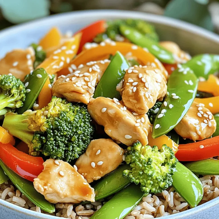 Für die Gesunde Sesamhähnchen-Pfanne brauchst du einige Hauptzutaten. Diese sind wichtig für den Geschmack und die Gesundheit. Hier sind die Zutaten: - 450 g Hähnchenbrustfilet, dünn geschnitten - 2 Esslöffel Sesamöl - 1 Paprika, in Streifen geschnitten - 200 g Brokkoliröschen - 150 g Zuckerschoten - 1 Karotte, in feine Streifen geschnitten Das Hähnchen ist eine hervorragende Proteinquelle. Es gibt dir Energie und hält dich satt. Das Sesamöl verleiht dem Gericht einen nussigen Geschmack. Gewürze und Öle sind der Schlüssel zu gutem Essen. Für dieses Rezept brauchst du: - 3 Knoblauchzehen, gehackt - 2,5 cm frischer Ingwer, gerieben - 3 Esslöffel natriumarme Sojasoße - 1 Esslöffel Honig oder Ahornsirup - 2 Teelöffel Sesamsamen - Salz und Pfeffer nach Geschmack Knoblauch und Ingwer bringen viel Aroma in die Pfanne. Sie haben auch gesundheitliche Vorteile. Sojasoße gibt umami, während Honig oder Ahornsirup eine süße Note hinzufügt. Gemüse macht das Gericht bunt und gesund. Hier sind die nährstoffreichen Gemüse: - Brokkoli: Reich an Vitaminen und Antioxidantien. - Zuckerschoten: Voll mit Ballaststoffen und Vitaminen. - Paprika: Sie enthalten viel Vitamin C. - Karotten: Gut für die Augen und reich an Beta-Carotin. Diese Gemüse sorgen für Textur und Farbe. Sie bieten wichtige Nährstoffe, die dein Körper braucht. Sie machen die Pfanne nicht nur lecker, sondern auch gesund. Beginne mit dem Marinieren des Hähnchens. Nimm eine Schüssel und lege das geschnittene Hähnchen hinein. Füge 1 Esslöffel Sesamöl, die Sojasoße, Honig (oder Ahornsirup), Salz und Pfeffer hinzu. Vermische alles gut. Lass das Hähnchen für 15 bis 20 Minuten marinieren. Diese Zeit hilft, die Aromen aufzunehmen. Erhitze eine große Pfanne oder einen Wok bei mittlerer bis hoher Hitze. Gib das restliche Sesamöl hinein, bis es heiß ist. Jetzt kommt das marinierte Hähnchen in die Pfanne. Brate es für etwa 5 bis 7 Minuten. Das Hähnchen sollte goldbraun und durchgegart sein. Nimm das Hähnchen danach aus der Pfanne und lege es beiseite. In der gleichen Pfanne gibst du den gehackten Knoblauch und den geriebenen Ingwer. Brate beides für etwa 30 Sekunden an, bis es gut duftet. Jetzt kommen die geschnittene Paprika, Brokkoliröschen, Zuckerschoten und die Karotte in die Pfanne. Brate das Gemüse für etwa 5 Minuten. Es sollte zart, aber knackig bleiben. Füge das gebratene Hähnchen zurück in die Pfanne. Mische alles gut. Bei Bedarf kannst du etwas mehr Sojasoße hinzufügen und mit Sesamsamen bestreuen. Brate alles für eine weitere Minute. So verbinden sich die Aromen gut. Ein häufiger Fehler ist, das Hähnchen zu lange zu marinieren. 20 Minuten reichen aus. Zu lange Marinade kann das Fleisch zäh machen. Achte auch darauf, das Öl heiß genug zu machen, bevor du das Hähnchen hinzufügst. So wird es schön goldbraun. Um Zeit zu sparen, bereite alle Zutaten vorher vor. Schneide das Gemüse schon vor dem Marinieren des Hähnchens. Du kannst auch fertig geschnittenes Gemüse kaufen. Das spart dir viele Minuten in der Küche. Jeder hat einen anderen Geschmack. Du kannst die Sojasoße anpassen. Wenn du es salziger magst, füge mehr hinzu. Für eine süßere Note nimm mehr Honig. Experimentiere mit Gewürzen wie Chili oder Pfeffer für mehr Schärfe. So machst du das Gericht ganz nach deinem Geschmack. {{image_4}} Für eine vegetarische Version kannst du das Hähnchen durch Tofu ersetzen. Tofu nimmt die Marinade gut auf und hat eine tolle Konsistenz. Schneide den Tofu in Würfel und mariniere ihn wie das Hähnchen. Brate ihn dann bis er goldbraun ist. Du kannst auch Tempeh verwenden, das noch mehr Protein liefert. Um die Pfanne glutenfrei zu machen, wähle eine glutenfreie Sojasoße. Diese gibt es in vielen Geschäften. Achte darauf, dass auch dein Honig oder Ahornsirup keine glutenhaltigen Zusätze hat. So kannst du sicher sein, dass dein Gericht für jeden geeignet ist. Wenn du mehr Protein willst, füge gekochte Kichererbsen oder Edamame hinzu. Diese passen gut zu den anderen Zutaten. Du kannst sie einfach mit dem Gemüse anbraten. Auch Nüsse wie Cashews oder Mandeln geben einen schönen Crunch und mehr Nährstoffe. So wird deine gesunde Sesamhähnchen-Pfanne noch nahrhafter. Du kannst die Gesunde Sesamhähnchen-Pfanne in einem luftdichten Behälter aufbewahren. Sie bleibt im Kühlschrank bis zu drei Tage frisch. Achte darauf, dass das Gericht gut abgekühlt ist, bevor du es in den Kühlschrank stellst. So bleibt der Geschmack besser erhalten. Wenn du noch Reste hast, kannst du sie auch einfrieren. Teile die Pfanne in Portionen auf und lege sie in gefriergeeignete Behälter. So bleiben sie bis zu drei Monate haltbar. Um die beste Qualität zu sichern, beschrifte die Behälter mit Datum und Inhalt. Beim Wiedererwärmen ist es wichtig, die Pfanne sanft zu erhitzen. Du kannst sie in der Mikrowelle oder auf dem Herd wieder aufwärmen. Füge etwas Wasser oder Brühe hinzu, um das Gericht saftig zu halten. Erhitze es langsam, bis alles heiß ist. So bleibt der Geschmack frisch und lecker. Eine Portion hat etwa 350 bis 400 Kalorien. Dies hängt von der Menge des verwendeten Öls und Reis ab. Das Gericht enthält viel Protein durch das Hähnchen und viele Vitamine durch das Gemüse. Es ist eine nahrhafte Wahl für eine gesunde Ernährung. Ja, du kannst anderes Gemüse verwenden. Brokkoli, Paprika und Karotten sind nur Vorschläge. Zucchini, Auberginen oder Spinat passen gut. Wähle das Gemüse, das dir gefällt. Achte darauf, dass du die Garzeit anpasst, falls du härteres Gemüse verwendest. Du kannst die Reste bis zu drei Tage im Kühlschrank aufbewahren. Stelle sicher, dass du das Gericht in einem luftdichten Behälter lagerst. Zum Aufwärmen kannst du die Pfanne leicht in der Mikrowelle oder in einer Pfanne erwärmen. So bleibt der Geschmack frisch. Die Gesunde Sesamhähnchen-Pfanne bietet dir einfache und leckere Möglichkeiten zum Kochen. Du hast gelernt, welche Zutaten und Gewürze wichtig sind und wie du das Hähnchen richtig marinierst. Ich hoffe, die Tipps helfen dir, Fehler zu vermeiden und Zeit zu sparen. Variiere das Gericht nach deinem Geschmack und lagere die Reste clever. Diese Pfanne ist nicht nur nahrhaft, sondern auch anpassbar. Probiere es aus und entdecke, wie einfach gesundes Kochen sein kann!