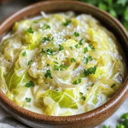 - 1 mittelgroßer grüner Kohl - 1 Zwiebel - 3 Knoblauchzehen - 500 ml Gemüsebrühe - 240 ml Sahne - 30 g Butter - 1 Teelöffel Thymian - Langsamkocher (Slow Cooker) - Schneidebrett und Messer Um einen köstlichen Slow Cooker Creamed Cabbage zu machen, benötigen wir frische und einfache Zutaten. Der grüne Kohl ist die Hauptzutat. Er bringt eine zarte Textur und einen milden Geschmack. Die Zwiebel sorgt für eine süße Note, während der Knoblauch das Gericht aromatisiert. Für die Flüssigkeiten verwenden wir Gemüsebrühe, die dem Gericht Tiefe gibt. Die Sahne macht es cremig und reichhaltig. Butter fügt einen schönen, reichen Geschmack hinzu. Thymian bringt eine herbale Note, die gut zum Kohl passt. Der Slow Cooker ist das wichtigste Gerät. Er macht das Kochen einfach und sorgt dafür, dass die Aromen gut durchziehen. Ein Schneidebrett und ein Messer sind auch nötig, um die Zutaten vorzubereiten. Diese Zutaten und Werkzeuge sind leicht zu finden und machen unser Gericht besonders lecker. Zuerst bereite ich den Kohl, die Zwiebel und den Knoblauch vor. Ich schneide den Kohl in mundgerechte Stücke. Dann schneide ich die Zwiebel in feine Scheiben und hacke den Knoblauch. Es ist wichtig, dass die Stücke gleichmäßig sind. Auf diese Weise garen sie gleichmäßig im Slow Cooker. Nun verteile ich den gehackten Kohl gleichmäßig auf dem Boden des Slow Cookers. Dann lege ich die Zwiebel und den Knoblauch darauf. So mischen sich die Aromen beim Kochen gut. Jetzt füge ich die Gemüsebrühe hinzu. Ich gieße sie über das Gemüse, bis alles gut bedeckt ist. Anschließend gebe ich die Butter, den Thymian, die Muskatnuss sowie Salz und Pfeffer in den Slow Cooker. Ich rühre vorsichtig um, um alle Zutaten zu vermengen. Es ist wichtig, die Gewürze gut zu verteilen, damit jeder Bissen voller Geschmack ist. Jetzt ist es Zeit, den Slow Cooker einzustellen. Ich wähle die niedrige Stufe für 6 bis 8 Stunden oder die hohe Stufe für 3 bis 4 Stunden. Während dieser Zeit wird der Kohl zart und die Aromen verbinden sich. Ich überprüfe die Zartheit des Kohls nach der Kochzeit. Wenn er zart ist, kann ich mit dem nächsten Schritt fortfahren. Um die perfekte cremige Konsistenz zu erzielen, rühren Sie die Sahne und den Käse langsam ein. Machen Sie dies etwa 30 Minuten vor dem Servieren. So kann sich der Käse gut mit dem Kohl verbinden. Vergessen Sie nicht, das Gericht abzuschmecken. Fügen Sie nach Belieben mehr Salz oder Pfeffer hinzu. Ein wenig Muskatnuss kann auch den Geschmack heben. Frische Kräuter bringen Ihr Gericht auf ein neues Level. Petersilie oder Schnittlauch passen gut dazu. Für einen rauchigen Geschmack verwenden Sie Räuchersalz oder Räucherpulver. Diese Zutaten können die Aromen des Kohls noch verstärken. Experimentieren Sie mit verschiedenen Kräutern, um Ihren eigenen Stil zu finden. Die Präsentation ist wichtig. Garnieren Sie das Gericht mit frisch gehackter Petersilie. Dies bringt nicht nur Farbe, sondern auch Frische. Servieren Sie den cremigen Kohl als Beilage zu Fleischgerichten oder als Hauptgericht mit frischem Brot. Die Kombination aus Texturen und Farben macht das Essen ansprechend und lecker. {{image_4}} Ich liebe es, mit verschiedenen Zutaten zu experimentieren. Du kannst deinen cremigen Kohl ganz einfach aufpeppen. Füge zum Beispiel Karotten oder Sellerie hinzu. Diese Gemüse bringen Farbe und Geschmack. Du kannst sie in kleine Stücke schneiden und zusammen mit dem Kohl in den Slow Cooker geben. Wenn du Protein möchtest, sind Speck oder Schinken super Optionen. Schneide sie in kleine Stücke und brate sie leicht an, bevor du sie hinzufügst. Das gibt dem Gericht einen herzhaften Geschmack. Für eine vegane Variante kannst du pflanzliche Sahne und Butter nutzen. Es gibt viele leckere Alternativen auf dem Markt. So bleibt der cremige Genuss erhalten, ohne tierische Produkte. Achte auch darauf, die Gemüsebrühe auszutauschen. Verwende einfach eine Gemüsebrühe ohne tierische Zutaten. So bleibt das Gericht völlig pflanzlich und gesund. Du kannst mit verschiedenen Kräutern und Gewürzen experimentieren. Thymian eignet sich gut, aber auch Oregano oder Petersilie geben einen tollen Geschmack. Für etwas mehr Schärfe füge Chili-Flocken hinzu. Sie sind eine einfache Möglichkeit, das Gericht aufzupeppen. Passe die Menge nach deinem Geschmack an. So wird jeder Bissen spannend und lecker. Lagern Sie Ihren cremigen Kohl in einem luftdichten Behälter. So bleibt der Geschmack frisch. Im Kühlschrank hält er sich bis zu fünf Tage nach der Zubereitung. Achten Sie darauf, ihn gut abzudecken, um Austrocknen zu vermeiden. Beim Aufwärmen gibt es zwei gute Methoden: die Mikrowelle oder den Herd. In der Mikrowelle erwärmen Sie den Kohl in kurzen Abständen. Rühren Sie nach jeder Minute um. Das sorgt für gleichmäßige Wärme. Auf dem Herd erhitzen Sie ihn bei niedriger Hitze. Rühren Sie oft, damit er nicht anbrennt. Cremiger Kohl eignet sich gut für das Einfrieren. Lassen Sie ihn zuerst vollständig abkühlen. Füllen Sie ihn dann in einen gefrierfesten Behälter. Achten Sie darauf, etwas Platz für die Ausdehnung zu lassen. Zum Auftauen stellen Sie ihn über Nacht in den Kühlschrank. Erhitzen Sie ihn dann in der Mikrowelle oder auf dem Herd. So bleibt der Geschmack erhalten. Um Slow Cooker Creamed Cabbage zu machen, beginne mit einem gehackten Kohl. Lege ihn in den Slow Cooker. Schneide die Zwiebel in feine Scheiben und hacke den Knoblauch. Gib beides auf den Kohl. Gieße die Gemüsebrühe über das Gemüse. Füge die Butter, Thymian, Muskatnuss, Salz und Pfeffer hinzu. Rühre vorsichtig um. Decke den Slow Cooker ab und stelle ihn auf niedrig für 6-8 Stunden oder hoch für 3-4 Stunden. Rühre 30 Minuten vor dem Servieren die Sahne und den Parmesan unter. Das macht den Kohl cremig und lecker. Cremigen Kohl kann man etwa 3 bis 5 Tage im Kühlschrank aufbewahren. Stelle sicher, dass du ihn in einem luftdichten Behälter lagerst. So bleibt er frisch und schmeckt gut. Wenn du den Kohl länger aufbewahren möchtest, kannst du ihn auch einfrieren. Das Einfrieren verlängert die Haltbarkeit auf bis zu 3 Monate. Achte darauf, ihn gut einzupacken, um Gefrierbrand zu vermeiden. Ja, du kannst andere Gemüsesorten hinzufügen! Karotten, Sellerie oder sogar Spinat passen gut. Diese Gemüse verleihen dem Gericht zusätzlichen Geschmack und Nährstoffe. Wenn du etwas Protein möchtest, kannst du auch Speck oder Schinken hinzufügen. Achte darauf, die Kochzeit entsprechend anzupassen, damit alles gut durchgart. Experimentiere mit verschiedenen Zutaten, um dein perfektes Rezept zu finden! Dieser Artikel gibt Ihnen eine klare Anleitung zur Zubereitung von cremigem Kohl im Slow Cooker. Wir haben die Hauptzutaten, Flüssigkeiten, Gewürze und Zubehör aufgelistet. Sie haben auch gelernt, wie Sie die Zubereitung mit nützlichen Tipps verbessern können und sogar Variationen ausprobieren können. Denken Sie daran, dass die Lagerung und Wiedererwärmung wichtig sind, um den Geschmack zu bewahren. Experimentieren Sie mit verschiedenen Zutaten, um Ihr Gericht zu personalisieren. Viel Spaß beim Kochen und Genießen Ihres leckeren Gerichts!