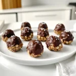 - 1 Tasse Haferflocken - 1/2 Tasse natürliche Erdnussbutter - 1/2 Tasse Zartbitterschokoladenstückchen In diesem Rezept sind die Hauptzutaten einfach und gesund. Haferflocken geben den Bällchen eine gute Struktur. Sie sind auch reich an Ballaststoffen. Natürliche Erdnussbutter sorgt für einen köstlichen Geschmack und viele gesunde Fette. Die Zartbitterschokoladenstückchen fügen einen süßen, schokoladigen Genuss hinzu, der jedem Snack das besondere Etwas verleiht. - 1/4 Tasse gemahlene Leinsamen - 1/3 Tasse Honig oder Ahornsirup Gemahlene Leinsamen sind eine tolle Ergänzung. Sie bieten gesunde Omega-3-Fettsäuren. Wenn Sie eine süßere Note möchten, verwenden Sie Honig oder Ahornsirup. Diese süßen Zutaten machen die Bällchen noch leckerer. - 1 Teelöffel Vanilleextrakt - Eine Prise Meersalz Vanilleextrakt bringt einen wunderbaren Geschmack in die Mischung. Es macht die Bällchen noch aromatischer. Eine kleine Prise Meersalz hebt die Süße der Schokolade hervor. Es ist ein einfacher Trick, um den Geschmack zu verbessern. Diese Zutaten sind leicht zu finden und machen das Rezept einfach. Sie können auch eigene Anpassungen vornehmen, um es nach Ihrem Geschmack zu gestalten. Zuerst nehmen wir eine große Rührschüssel. Darin geben wir die Haferflocken, die Erdnussbutter, den Honig und den Vanilleextrakt. Wenn Sie Leinsamen verwenden möchten, fügen Sie diese jetzt hinzu. Rühren Sie die Mischung gut um, bis alles gleichmäßig verteilt ist. Jetzt fügen wir die Zartbitterschokoladenstückchen hinzu. Diese verleihen den Bällchen einen tollen Geschmack. Rühren Sie weiter, bis die Schokoladenstückchen gut in der Mischung verteilt sind. Nehmen Sie nun eine kleine Menge der Mischung. Formen Sie mit Ihren Händen kleine Bällchen, etwa 2,5 cm im Durchmesser. Diese Größe ist perfekt für einen Snack. Legen Sie die Bällchen auf ein mit Backpapier ausgelegtes Backblech. Achten Sie darauf, dass sie nicht zu nah beieinander liegen, damit sie sich nicht verbinden. Sobald alle Bällchen geformt sind, stellen Sie das Backblech in den Kühlschrank. Lassen Sie die Bällchen etwa 30 Minuten kühlen. Dies hilft ihnen, fest zu werden. Ein Tipp: Wenn Sie die Bällchen länger kühlstellen, werden sie noch fester. Achten Sie darauf, sie nicht zu lange stehen zu lassen, sonst vergessen Sie sie vielleicht! - Erdnussbutter-Alternativen: Wenn Sie keine Erdnussbutter haben, probieren Sie Mandelbutter oder Cashewbutter. Diese Alternativen bringen einen anderen Geschmack, sind aber genauso lecker. - Süßungsmittelvarianten: Anstelle von Honig können Sie Agavensirup oder Dattelsirup verwenden. Diese Optionen sind besonders gut für Veganer. - Richtiges Mischen der Zutaten: Achten Sie darauf, die Erdnussbutter gut mit den Haferflocken zu vermischen. Das sorgt für eine gleichmäßige Verteilung. Verwenden Sie einen großen Löffel oder Ihre Hände, um eine bessere Verbindung zu erreichen. - Textur und Konsistenz optimieren: Wenn die Mischung zu trocken ist, fügen Sie einen weiteren Löffel Erdnussbutter hinzu. Wenn sie zu feucht ist, können Sie mehr Haferflocken einarbeiten. So erreichen Sie die perfekte Konsistenz. - Anrichten und Dekorieren: Servieren Sie die Bällchen in einer schönen Schüssel. Ein Holzbrett kann auch toll aussehen. Ein wenig Schokoladensauce oben drauf macht sie attraktiver. - Ideale Begleitgetränke: Diese Bällchen passen gut zu Milch, pflanzlicher Milch oder einer Tasse Tee. Sie bieten einen tollen Kontrast zu den süßen Snacks. {{image_4}} Für mehr Geschmack können Sie Nüsse oder Trockenfrüchte hinzufügen. Mandeln, Walnüsse oder getrocknete Cranberries passen gut. Diese Zutaten bringen neue Texturen und Aromen. Sie können auch andere Schokoladensorten verwenden. Probieren Sie Milchschokolade oder weiße Schokolade. Diese Variationen machen die Bällchen noch interessanter. Sie möchten mehr Eiweiß? Integrieren Sie Proteinpulver in die Mischung. Schokoladen- oder Vanillegeschmack funktioniert gut. Alternativ können Sie auch andere Nussbuttern verwenden. Mandeln oder Cashewbutter geben den Bällchen einen neuen Twist. Diese Optionen erhöhen den Nährwert und machen die Snacks noch sättigender. Wenn Sie glutenfrei essen, verwenden Sie glutenfreie Haferflocken. Diese sind leicht zu finden und schmecken großartig. Achten Sie auch auf Anpassungen für Allergien. Wenn jemand Nüsse nicht mag, kann Sonnenblumenkernbutter eine gute Wahl sein. So bleibt jeder snackfähig und glücklich. - Dauerhafte Lagerung: Die Bällchen bleiben im Kühlschrank bis zu einer Woche frisch. Bewahre sie in einem luftdichten Behälter auf. So bleiben sie weich und lecker. - Ursachen von Verderb: Hohe Feuchtigkeit kann die Bällchen schlecht machen. Auch eine längere Lagerung führt zu Veränderungen im Geschmack und der Textur. - Wie man sie einfriert: Legen Sie die Bällchen in eine einzelne Schicht auf ein Backblech. Stellen Sie das Blech in den Gefrierschrank, bis sie hart sind. Danach können Sie die Bällchen in einen Gefrierbeutel umfüllen. - Auftauanleitung: Um die Bällchen zu essen, nehmen Sie sie einfach aus dem Gefrierfach und lassen Sie sie bei Raumtemperatur auftauen. Das dauert etwa 15 bis 30 Minuten. - Ideale Portionsgröße pro Snack: Eine Portion sind 2 bis 3 Bällchen. Das reicht für einen kleinen Energieschub während des Tages. - Tipps zur Portionskontrolle: Verwenden Sie kleine Behälter, um die Portionen zu messen. So vermeiden Sie, zu viele Bällchen auf einmal zu essen. Die No-Bake Schokoladen-Erdnussbutter-Haferbällchen halten sich im Kühlschrank etwa eine Woche. Lagern Sie sie in einem luftdichten Behälter. Wenn Sie die Bällchen einfrieren, können sie bis zu drei Monate frisch bleiben. Achten Sie darauf, sie gut einzupacken, um Gefrierbrand zu vermeiden. Vor dem Essen einfach im Kühlschrank auftauen. Ja, Sie können die Erdnussbutter durch Mandelbutter oder Cashewbutter ersetzen. Diese Alternativen bieten einen ähnlichen Geschmack und eine gute Textur. Stellen Sie sicher, dass die Nussbutter, die Sie wählen, cremig ist. Das sorgt für eine bessere Bindung der Zutaten. Ja, dieses Rezept kann vegan sein. Ersetzen Sie den Honig durch Ahornsirup oder eine andere pflanzliche Süße. Achten Sie darauf, eine vegane Schokolade zu wählen, wenn Sie die Schokoladenstückchen hinzufügen. So bleibt Ihr Snack ganz pflanzlich und lecker! Du hast erfahren, wie man leckere No-Bake Schokoladen-Erdnussbutter-Haferbällchen zubereitet. Wir haben die Zutaten durchgegangen, hilfreiche Tipps gegeben und verschiedene Variationen besprochen. Diese Snacks sind einfach, gesund und anpassbar. Du kannst sie nach deinem Geschmack gestalten und sogar aufbewahren oder einfrieren. Egal, ob als Snack oder Dessert, sie sind immer eine gute Wahl. Probiere es aus und genieße!