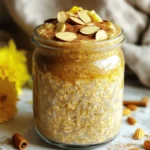 Für die perfekte Chai Latte Overnight Oats benötigst du einige Hauptzutaten. Diese sind: - 1 Tasse Haferflocken (gerollt) - 1 Tasse Milch nach Wahl (Kuhmilch, Mandelmilch, Hafermilch, etc.) - 1/2 Tasse frisch gebrühter Chai-Tee (stark) - 1 Esslöffel Ahornsirup oder Honig - 1/2 Teelöffel gemahlener Zimt - 1/4 Teelöffel gemahlener Ingwer - 1/4 Teelöffel gemahlener Kardamom - 1/4 Teelöffel Vanilleextrakt - Eine Prise Salz Diese Zutaten ergeben eine leckere Basis. Die Haferflocken bieten Ballaststoffe. Der Chai-Tee bringt tolle Gewürznoten. Die Milch ist wichtig für die Konsistenz. Du kannst verschiedene Sorten nutzen: - Kuhmilch: cremig und reichhaltig. - Mandelmilch: leicht nussig und kalorienarm. - Hafermilch: süßlich und gut für Allergiker. Jede Milch gibt dem Rezept einen eigenen Geschmack. Experimentiere und finde deine Lieblingsvariante. Toppings machen das Frühstück bunt und lecker. Hier sind einige beliebte Optionen: - Geschnittene Mandeln: liefern gesunde Fette und Crunch. - Chiasamen: sind reich an Ballaststoffen und Omega-3-Fettsäuren. - Getrocknete Früchte: fügen Süße und Geschmack hinzu. - Frische Früchte: sorgen für Frische und Vitamine. - Eine Prise extra Zimt: verstärkt den Gewürzgeschmack. Wähle deine Toppings nach Laune. Sie erhöhen den Nährwert und machen die Overnight Oats spannend. Zuerst nimmst du eine mittelgroße Schüssel. Dort vermischst du 1 Tasse gerollte Haferflocken mit einer Prise Salz. Das Salz verstärkt den Geschmack. Diese Mischung ist die Basis für dein Frühstück. Jetzt bereitest du die Chai-Mischung vor. Nimm eine separate Schüssel oder einen Messbecher. Gieße 1 Tasse Milch deiner Wahl hinein. Füge 1/2 Tasse frisch gebrühten Chai-Tee hinzu. Dieser Tee gibt deinem Gericht den besonderen Geschmack. Jetzt kommen die Gewürze: 1 Esslöffel Ahornsirup oder Honig, 1/2 Teelöffel Zimt, 1/4 Teelöffel Ingwer, 1/4 Teelöffel Kardamom und 1/4 Teelöffel Vanilleextrakt. Rühre alles gut um, bis die Mischung gleichmäßig ist. Gieße die flüssige Mischung über die Haferflocken. Rühre alles gründlich um, bis die Haferflocken gut mit der Chai-Mischung bedeckt sind. Verteile die Mischung gleichmäßig auf Gläser oder luftdichte Behälter. Verschließe die Behälter und stelle sie über Nacht in den Kühlschrank. So nehmen die Haferflocken die Aromen auf. Am Morgen rührst du die Haferflocken gut um und kannst bei Bedarf mehr Milch hinzufügen. Garniere deine Chai Latte Overnight Oats mit Toppings wie geschnittenen Mandeln oder frischen Früchten. Um die perfekte Konsistenz für deine Chai Latte Overnight Oats zu erreichen, achte auf die Flüssigkeitsmenge. Eine Tasse Haferflocken benötigt eine Tasse Milch und eine halbe Tasse Chai-Tee. Wenn du die Haferflocken nach dem Einweichen zu fest findest, füge einfach mehr Milch hinzu. Das Rühren am Morgen hilft auch, die Mischung cremiger zu machen. Wenn du eine dickere Textur magst, lass die Haferflocken länger einweichen oder benutze weniger Flüssigkeit. Dieses Rezept spart dir am Morgen viel Zeit. Die Zubereitung dauert nur zehn Minuten. Du kannst die Overnight Oats am Vorabend machen und sie sind sofort bereit, wenn du aufstehst. Das ist ideal, wenn du morgens in Eile bist. Du kannst die Gläser auch mitnehmen, wenn du unterwegs bist. So hast du ein gesundes Frühstück, das du einfach genießen kannst. Ein häufiges Problem ist, dass die Haferflocken nicht gut durchweichen. Überprüfe, dass du genug Flüssigkeit verwendest. Ein weiterer Fehler ist, die Mischung nicht gut zu mischen. Stelle sicher, dass alles gleichmäßig verteilt ist. Vermeide es auch, die Overnight Oats zu lange im Kühlschrank zu lassen. Sie sind am besten, wenn du sie innerhalb von drei Tagen isst. So bleiben die Aromen frisch und lecker. {{image_4}} Wenn Sie eine vegane Version der Chai Latte Overnight Oats möchten, ist das ganz einfach. Verwenden Sie einfach pflanzliche Milch wie Mandelmilch oder Hafermilch. Diese Alternativen bieten ebenfalls einen tollen Geschmack. Ahornsirup als Süßungsmittel ist vegan und passt perfekt. So genießen Sie eine köstliche, pflanzliche Mahlzeit. Für eine proteinreiche Variante können Sie pflanzliches Proteinpulver hinzufügen. Ein Esslöffel reicht aus und steigert den Nährwert. Auch griechischer Joghurt ist eine gute Wahl, wenn Sie nicht vegan sind. Er macht die Oats cremiger und gibt Ihnen mehr Energie. So bleibt das Frühstück nahrhaft und lecker. Ändern Sie die Gewürze je nach Saison. Im Herbst können Sie mehr Zimt und Muskatnuss verwenden. Im Frühling probieren Sie frische Kräuter wie Minze. Im Sommer passen Beeren als Topping gut dazu. Im Winter schmecken getrocknete Früchte wie Datteln oder Aprikosen. Diese Variationen bringen Abwechslung auf den Tisch und halten das Frühstück spannend. Chai Latte Overnight Oats bleiben frisch für bis zu fünf Tage im Kühlschrank. Die Haferflocken nehmen die Flüssigkeit auf und bleiben dabei weich. Achte darauf, sie gut abgedeckt zu lagern. So bleiben sie länger frisch und lecker. Lager die Overnight Oats immer im Kühlschrank. Die kühle Temperatur hält die Zutaten frisch. Verwende luftdichte Behälter, um Gerüche und Trockenheit zu vermeiden. Wenn du sie in Gläsern lagerst, schließe die Deckel fest. So bleiben die Aromen erhalten. Wenn du Reste hast, kannst du sie kreativ nutzen. Mische die Haferflocken mit Joghurt für einen leckeren Snack. Du kannst sie auch in einen Smoothie geben, um mehr Nährstoffe zu erhalten. Füge frische Früchte oder Nüsse hinzu, um neue Geschmäcker zu entdecken. Ja, du kannst die Flüssigkeit ersetzen. Du kannst jede Milch nutzen, die dir gefällt. Mandelmilch, Hafermilch oder Sojamilch sind gute Alternativen. Wenn du keine Milch magst, probiere einfach Wasser oder pflanzliche Brühe. Achte darauf, dass die Flüssigkeit heiß ist, wenn du sie mit den Haferflocken mischst. Das hilft den Aromen besser zu ziehen. Das Rezept ergibt zwei Portionen. Du kannst die Menge leicht anpassen, wenn du mehr Frühstück brauchst. Verdopple einfach die Zutaten für vier Portionen. So kannst du mehr für die Woche vorbereiten. Overnight Oats sind perfekt zum Vorbereiten und einfach zu transportieren. Ja, Overnight Oats sind sehr gesund. Sie liefern Ballaststoffe und halten dich lange satt. Haferflocken sind reich an Vitaminen und Mineralien. Sie helfen dir, deinen Cholesterinspiegel zu senken. Außerdem kannst du die Zutaten anpassen, um mehr Nährstoffe hinzuzufügen. Frisches Obst oder Nüsse machen sie noch gesünder. Chai Latte Overnight Oats sind einfach zuzubereiten und sehr lecker. Wir haben die Zutaten, Zubereitung und Tipps behandelt. Die richtigen Toppings bringen zusätzlichen Geschmack und Nährstoffe. Variationen wie vegane und proteinreiche Optionen machen es spannend. Mit unseren Lagerungshinweisen bleibt dein Frühstück frisch. Sorge dafür, dass deine Overnight Oats perfekt gelingen und deinen Tag bereichern. Probier es aus und genieße dein neues Frühstück!