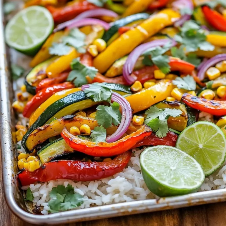 Für diese leckere Blechpfannen-Fajita-Gemüse-Reisbowl brauchen Sie: - 1 Tasse Jasminreis - 2 Tassen Gemüsebrühe - 1 Paprika (rot, gelb oder grün), in Scheiben geschnitten - 1 rote Zwiebel, in Scheiben geschnitten - 1 Zucchini, gewürfelt - 1 Tasse Mais (gefroren oder frisch) Diese Zutaten sorgen für einen bunten und schmackhaften Bowl. Jasminreis gibt einen tollen Duft und Geschmack. Paprika und Zucchini fügen eine schöne Textur hinzu. Um den Geschmack zu verbessern, benötigen Sie: - 2 Esslöffel Olivenöl - 1 Esslöffel Chili-Pulver - 1 Teelöffel Kreuzkümmel - 1 Teelöffel Paprika - 1/2 Teelöffel Knoblauchpulver - Salz und Pfeffer nach Geschmack Diese Gewürze bringen das Gemüse zum Leuchten. Olivenöl sorgt dafür, dass alles gut röstet. Chili-Pulver gibt einen kleinen Kick. Für ein noch besseres Erlebnis können Sie hinzufügen: - Frischer Koriander, gehackt (zum Garnieren) - Limettenviertel (zum Servieren) Koriander bringt Frische und Farbe. Limetten geben einen spritzigen Geschmack, wenn Sie sie über das Gericht drücken. Probieren Sie es aus! Zuerst musst du den Reis vorbereiten. Nimm einen mittelgroßen Topf und bringe die Gemüsebrühe zum Kochen. Füge dann eine Tasse Jasminreis hinzu. Reduziere die Hitze auf niedrig und decke den Topf ab. Lass den Reis für etwa 15 Minuten köcheln. Der Reis ist fertig, wenn er die gesamte Flüssigkeit aufgenommen hat. Verwende eine Gabel, um den Reis aufzulockern. Jetzt ist der Reis bereit für deine Schalen. Für das Gemüse nimm eine große Schüssel. Schneide eine Paprika in Scheiben. Du kannst rote, gelbe oder grüne verwenden. Füge auch eine rote Zwiebel in Scheiben und eine gewürfelte Zucchini hinzu. Dann gib eine Tasse Mais dazu, ob gefroren oder frisch. Träufle zwei Esslöffel Olivenöl über das Gemüse. Bestreue alles mit einem Esslöffel Chili-Pulver, einem Teelöffel Kreuzkümmel, einem Teelöffel Paprika und einem halben Teelöffel Knoblauchpulver. Vergiss das Salz und den Pfeffer nicht. Mische alles gut, damit die Gewürze gleichmäßig verteilt sind. Heize deinen Ofen auf 200°C vor und lege ein Backblech mit Backpapier aus. Verbreite die gewürzten Gemüse gleichmäßig auf dem Blech. Röste das Gemüse für etwa 20 bis 25 Minuten. Rühre die Mischung einmal zur Hälfte der Zeit um. Das Gemüse sollte zart und leicht karamellisiert sein. Zum Servieren gib eine Portion Reis in jede Schüssel. Setze die geröstete Gemüsemischung darüber. Garniere alles mit frischem Koriander. Vergiss die Limettenviertel nicht, die du über das Gericht drücken kannst. Um den besten Jasminreis zu kochen, verwenden Sie Gemüsebrühe. Brühe gibt dem Reis mehr Geschmack. Messen Sie eine Tasse Reis und zwei Tassen Brühe. Bringen Sie die Brühe zum Kochen. Fügen Sie den Reis hinzu und reduzieren Sie die Hitze. Decken Sie den Topf ab und lassen Sie den Reis 15 Minuten köcheln. Danach lockern Sie den Reis mit einer Gabel. So bleibt der Reis fluffig und lecker. Variieren Sie das Gemüse, um neue Aromen zu entdecken. Neben Paprika und Zucchini können Sie auch Auberginen oder Brokkoli verwenden. Mögen Sie es scharf? Fügen Sie Jalapeños oder scharfe Paprika hinzu. Experimentieren Sie mit saisonalem Gemüse für mehr Frische. Das macht jede Bowl einzigartig und spannend. Ein schönes Anrichten macht das Essen noch besser. Beginnen Sie mit einer großzügigen Portion Reis in der Schüssel. Danach fügen Sie die geröstete Gemüse Mischung hinzu. Garnieren Sie mit frischem Koriander für Farbe und Geschmack. Servieren Sie Limettenviertel dazu. Das Spritzen von Limettensaft bringt die Aromen zum Leuchten. Ein gut angerichteter Teller macht jeden Biss besonders. {{image_4}} Sie können diese Blechpfannen-Fajita-Gemüse-Reisbowl proteinreicher machen. Fügen Sie gegrilltes Hähnchen oder Rindfleisch hinzu. Diese machen das Gericht nahrhafter. Auch Tofu oder Kichererbsen sind gute Optionen. Sie bringen mehr Eiweiß in die Bowl. Marinieren Sie das Fleisch oder den Tofu mit den gleichen Gewürzen. Das sorgt für einen tollen Geschmack. Wenn Sie eine vegetarische Option suchen, verwenden Sie einfach mehr Gemüse. Brokkoli oder Auberginen passen gut dazu. Auch schwarze Bohnen sind eine gute Wahl. Sie fügen eine schöne Textur hinzu und sind gesund. So bleibt das Gericht lecker und vegetarisch. Denken Sie auch an Quinoa statt Reis. Es ist nahrhaft und gibt einen neuen Geschmack. Für eine glutenfreie Variante nutzen Sie einfach glutenfreie Zutaten. Der Jasminreis ist bereits glutenfrei. Achten Sie darauf, dass die Gewürze auch glutenfrei sind. Einige Marken können Gluten enthalten. Sprechen Sie mit Ihrem Händler, wenn Sie unsicher sind. So können alle das Gericht genießen, ohne sich Sorgen zu machen. Um die Blechpfannen-Fajita-Gemüse-Reisbowl frisch zu halten, kühlen Sie sie schnell ab. Lagern Sie die Schalen in einem luftdichten Behälter. Diese Methode schützt das Gemüse und den Reis. Sie können die Bowl bis zu vier Tage im Kühlschrank aufbewahren. Achten Sie darauf, dass die Schalen gut verschlossen sind. Um die Reste aufzuwärmen, gibt es einige einfache Schritte. Nutzen Sie die Mikrowelle oder eine Pfanne. Für die Mikrowelle, stellen Sie die Bowl für zwei bis drei Minuten ein. Rühren Sie zwischendurch um, damit alles gleichmäßig warm wird. Wenn Sie eine Pfanne verwenden, erhitzen Sie etwas Öl und geben Sie die Bowl hinzu. Rühren Sie das Gemüse und den Reis gut um. Das Einfrieren ist eine tolle Option für spätere Mahlzeiten. Teilen Sie die Bowl in Portionen und legen Sie sie in gefrierfeste Behälter. Sie können die Bowl bis zu drei Monate im Gefrierfach aufbewahren. Zum Auftauen, lassen Sie sie über Nacht im Kühlschrank. Zum Aufwärmen können Sie die Mikrowelle oder den Ofen nutzen, um die ideale Textur zu erhalten. Du kannst die Blechpfannen-Fajita-Gemüse-Reisbowl ganz nach deinem Geschmack anpassen. Hier sind einige Ideen: - Gemüse: Statt Zucchini kannst du Auberginen oder Karotten verwenden. Auch Brokkoli passt gut. - Gewürze: Probiere andere Gewürze wie Oregano oder Chili-Flocken für mehr Schärfe. - Käse: Füge etwas Feta oder Cheddar hinzu, um das Gericht cremiger zu machen. Die Blechpfannen-Fajita-Gemüse-Reisbowl hält sich gut im Kühlschrank. Lagere die Schalen in einem luftdichten Behälter. So bleibt das Gericht bis zu drei Tage frisch. Achte darauf, das Gemüse gut zu kühlen, um einen guten Geschmack zu bewahren. Ja, du kannst andere Reissorten verwenden. Wenn du Vollkornreis magst, ist das auch möglich. Denke daran, die Kochzeit anzupassen, da Vollkornreis länger braucht. Quinoa ist auch eine tolle Wahl. Es kocht schneller und bringt einen anderen Geschmack in die Bowl. In diesem Artikel haben wir die besten Zutaten und Schritte für die Blechpfannen-Fajita-Gemüse-Reisbowl besprochen. Ich habe Tipps und Variationen gegeben, damit Sie das Gericht nach Ihrem Geschmack anpassen können. Denken Sie daran, dass die Lagerung und das Aufwärmen der Reste ebenfalls wichtig sind. Mit diesen einfachen Anweisungen und Tricks wird Ihre Fajita-Gemüse-Reisbowl immer ein Genuss sein. Probieren Sie es aus und entdecken Sie, wie vielseitig dieses Gericht sein kann!