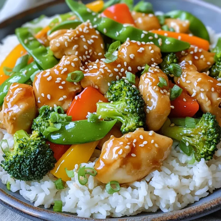 Für eine köstliche Honig-Sesam-Hühnchen-Pfanne brauchst du folgende Hauptzutaten: - 450 g Hähnchenbrustfilet, in Stücke geschnitten - 1 Esslöffel Sesamöl - 1 Tasse Brokkoli-Röschen - 1 Paprika, in Streifen geschnitten - 1 Karotte, in Julienne geschnitten - 1 Tasse Zuckerschoten, geputzt - 3 Knoblauchzehen, fein gehackt - 1 Stück Ingwer (2,5 cm), gerieben Diese Zutaten geben deinem Gericht den besten Geschmack. Die Kombination von frischem Gemüse und zartem Hähnchen macht das Essen bunt und gesund. Die richtigen Gewürze und Saucen machen den Unterschied. Hier sind die wichtigsten: - 60 ml Honig - 60 ml Sojasauce (niedriger Natriumgehalt empfohlen) - 30 ml Reisessig - 1 Esslöffel Speisestärke mit 2 Esslöffeln Wasser gemischt - 2 Esslöffel geröstete Sesamsamen - Salz und Pfeffer nach Geschmack Der Honig gibt eine süße Note, während die Sojasauce und der Reisessig für den herzhaften Geschmack sorgen. Diese Mischung bringt dein Gericht auf das nächste Level. Manchmal hast du nicht alle Zutaten zur Hand. Hier sind einige einfache Substitutionen: - Hähnchenbrust kann durch Tofu ersetzt werden, um eine vegetarische Option zu schaffen. - Brokkoli kann durch Blumenkohl ersetzt werden, wenn du etwas anderes ausprobieren willst. - Sojasauce kann durch Tamari ersetzt werden, um das Gericht glutenfrei zu machen. Mit diesen Tipps kannst du das Rezept an deinen Geschmack anpassen. Sei kreativ und probiere neue Kombinationen! Zuerst müssen wir alles bereitstellen. Hier sind die Schritte: - Schneide 450 g Hähnchenbrustfilet in mundgerechte Stücke. - Wasche 1 Tasse Brokkoli und schneide sie in Röschen. - Schneide die Paprika in Streifen. Du kannst jede Farbe wählen. - Nimm 1 Karotte und schneide sie in feine Julienne-Streifen. - Bereite 1 Tasse Zuckerschoten vor, indem du sie putzt. - Hacke 3 Knoblauchzehen fein. - Reibe ein 2,5 cm großes Stück Ingwer. - Halte alle Zutaten bereit, um schnell zu kochen. Jetzt geht es ans Kochen. Folge diesen Schritten: 1. Erhitze 1 Esslöffel Sesamöl in einer großen Pfanne oder einem Wok bei mittlerer bis hoher Hitze. 2. Füge die Hähnchenstücke hinzu. Würze sie mit Salz und Pfeffer. 3. Brate das Hähnchen 5-7 Minuten lang, bis es goldbraun und durchgegart ist. Nimm das Hähnchen aus der Pfanne und stelle es beiseite. 4. Gebe in die Pfanne den gehackten Knoblauch und den geriebenen Ingwer. Brate sie für 30 Sekunden an, bis sie gut riechen. 5. Füge den Brokkoli, die Paprika, die Karotte und die Zuckerschoten hinzu. Brate das Gemüse 4-5 Minuten lang, bis es knackig ist. 6. Vermische in einer kleinen Schüssel 60 ml Honig, 60 ml Sojasauce, 30 ml Reisessig und die Speisestärke mit 2 Esslöffeln Wasser. 7. Gib das Hähnchen zurück in die Pfanne. Gieße die Sauce über alles. Brate es weitere 2-3 Minuten, bis die Sauce dick wird und alles umhüllt. 8. Streue 2 Esslöffel geröstete Sesamsamen über die Pfanne und vermenge alles vorsichtig. Um die besten Ergebnisse zu erzielen, beachte diese Tipps: - Stelle sicher, dass das Öl heiß genug ist, bevor du das Hähnchen hinzufügst. - Brate das Hähnchen in einer einzelnen Schicht an. So wird es gleichmäßig gar. - Rühre das Gemüse nicht zu oft um. Lass es etwas anbraten, um eine schöne Farbe zu bekommen. - Verwende frische Zutaten für den besten Geschmack. Jetzt bist du bereit, deine Honig-Sesam-Hühnchen-Pfanne zuzubereiten! Um die Sauce perfekt zu machen, mische die Zutaten gut. Kombiniere Honig, Sojasauce, Reisessig und Speisestärke. Die Speisestärke sorgt für die dicke Konsistenz. Gieße die Mischung über das Hähnchen und das Gemüse. Rühre alles gut um, damit es gleichmäßig bedeckt ist. Lass die Sauce ein paar Minuten köcheln, um die ideale Konsistenz zu erreichen. Achte darauf, die Hitze nicht zu hoch zu stellen. Zu hohe Hitze kann die Sauce anbrennen. Zeitmanagement ist wichtig, um alles frisch und heiß zu servieren. Bereite alle Zutaten vor, bevor du mit dem Kochen beginnst. Schneide das Hähnchen und das Gemüse im Voraus. So sparst du Zeit beim Kochen. Starte mit dem Hähnchen, da es am längsten braucht. Während das Hähnchen brät, kannst du das Gemüse vorbereiten. Halte alles bereit, damit du schnell wechseln kannst. So bleibt das Gemüse knackig und frisch. Frisches Gemüse bringt Geschmack und Farbe in dein Gericht. Wähle knackige Sorten wie Brokkoli, Paprika und Zuckerschoten. Diese Gemüsesorten behalten beim Kochen ihre Farbe. Schneide das Gemüse gleichmäßig, damit es gleichmäßig gart. Brate das Gemüse nur kurz an, damit es knackig bleibt. Du kannst auch saisonales Gemüse verwenden, um Abwechslung zu schaffen. So bleibt das Gericht frisch und spannend. {{image_4}} Wenn Sie eine vegetarische Option suchen, probieren Sie stattdessen Tofu. Nehmen Sie 450 g festen Tofu. Schneiden Sie den Tofu in Würfel und braten Sie ihn im Sesamöl an. Fügen Sie dann das Gemüse und die Sauce wie im Originalrezept hinzu. Der Honig und die Sojasauce sorgen für einen tollen Geschmack. Tofu nimmt die Aromen sehr gut auf. So erhalten Sie eine leckere Honig-Sesam-Tofu-Pfanne. Für eine scharfe Variante fügen Sie einen Teelöffel rote Chiliflocken zur Sauce hinzu. Sie können auch frische Chilis verwenden. Diese bringen einen tollen Kick in das Gericht. Wenn Sie es noch würziger mögen, probieren Sie Sriracha-Sauce. Diese passt perfekt zu den süßen und salzigen Aromen. So wird Ihre Honig-Sesam-Hühnchen-Pfanne ein echter Hit. Servieren Sie das Gericht über gedämpftem Jasminreis oder Quinoa. Beide Beilagen sind eine gute Wahl. Sie nehmen die Sauce gut auf und ergänzen die Aromen. Sie können auch gebratene Nudeln oder einen frischen Salat als Beilage wählen. Das bringt Abwechslung auf den Tisch. Vergessen Sie nicht, die Pfanne mit frischen Frühlingszwiebeln und gerösteten Sesamsamen zu garnieren. So wird Ihr Gericht nicht nur lecker, sondern sieht auch toll aus. Um die Honig-Sesam-Hühnchen-Pfanne frisch zu halten, lagern Sie sie in einem luftdichten Behälter. Achten Sie darauf, dass die Pfanne vollständig abgekühlt ist, bevor Sie sie einpacken. Sie kann bis zu drei Tage im Kühlschrank bleiben. Wenn Sie das Gericht aufbewahren, wird das Gemüse weich, aber der Geschmack bleibt gut. Für eine längere Lagerung können Sie die Pfanne einfrieren. Teilen Sie die Portionen in luftdichte Behälter oder Gefrierbeutel auf. Achten Sie darauf, die Luft so gut wie möglich zu entfernen. So bleibt das Gericht bis zu drei Monate frisch. Denken Sie daran, die Sauce kann beim Einfrieren dicker werden, aber das Auftauen wird sie wieder geschmeidig machen. Um die Honig-Sesam-Hühnchen-Pfanne aufzuwärmen, verwenden Sie einen Topf oder eine Pfanne. Fügen Sie etwas Wasser oder Brühe hinzu, um das Gericht feucht zu halten. Erhitzen Sie es bei mittlerer Hitze, bis es warm ist. Sie können auch die Mikrowelle verwenden, aber decken Sie das Gericht ab, um ein Austrocknen zu vermeiden. Verwenden Sie die Aufwärmfunktion, um die besten Ergebnisse zu erzielen. Um die Honig-Sesam-Hühnchen-Pfanne schärfer zu machen, füge einfach etwas Chili hinzu. Du kannst frische Chilis oder Chilipulver verwenden. Ein Teelöffel Sambal Oelek gibt einen schönen Kick. Achte darauf, die Schärfe nach deinem Geschmack anzupassen. Mehr Schärfe macht das Gericht aufregender. Ja, Honig-Sesam-Hühnchen kann eine gesunde Wahl sein. Es enthält mageres Hähnchenfleisch und viel Gemüse. Brokkoli, Paprika und Karotten liefern wichtige Nährstoffe. Honig gibt dem Gericht Süße, aber in Maßen. Verwende natriumarme Sojasauce, um den Salzgehalt zu reduzieren. So bleibt das Gericht gesund und lecker. Ja, du kannst das Honig-Sesam-Hühnchen im Voraus zubereiten. Koche es ganz normal und lass es abkühlen. Danach kannst du es in einem luftdichten Behälter im Kühlschrank aufbewahren. Es bleibt bis zu drei Tage frisch. Zum Aufwärmen einfach in der Mikrowelle oder in der Pfanne erhitzen. So sparst du Zeit an hektischen Tagen. Diese Honig-Sesam-Hühnchen-Pfanne ist einfach zuzubereiten und lecker. Wir haben die besten Zutaten und Gewürze besprochen. Du hast gelernt, wie man die perfekte Sauce macht und das Gemüse richtig verwendet. Variationen wie vegetarischer Tofu sind eine tolle Ergänzung. Denk daran, wie du die Reste aufbewahren kannst. Am wichtigsten ist, dass du Spaß beim Kochen hast! Probiere dieses Rezept aus und genieße die Aromen.