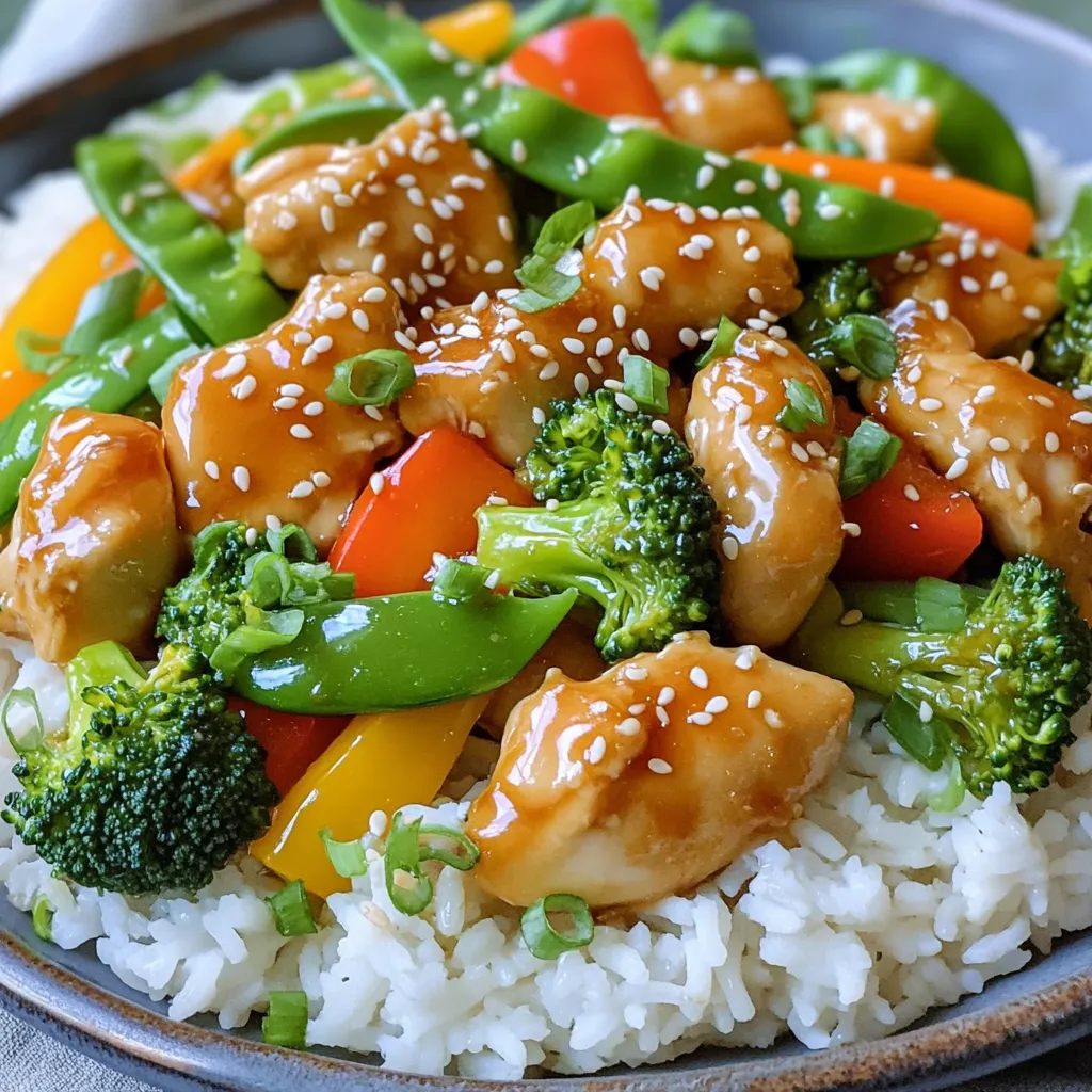Für eine köstliche Honig-Sesam-Hühnchen-Pfanne brauchst du folgende Hauptzutaten: - 450 g Hähnchenbrustfilet, in Stücke geschnitten - 1 Esslöffel Sesamöl - 1 Tasse Brokkoli-Röschen - 1 Paprika, in Streifen geschnitten - 1 Karotte, in Julienne geschnitten - 1 Tasse Zuckerschoten, geputzt - 3 Knoblauchzehen, fein gehackt - 1 Stück Ingwer (2,5 cm), gerieben Diese Zutaten geben deinem Gericht den besten Geschmack. Die Kombination von frischem Gemüse und zartem Hähnchen macht das Essen bunt und gesund. Die richtigen Gewürze und Saucen machen den Unterschied. Hier sind die wichtigsten: - 60 ml Honig - 60 ml Sojasauce (niedriger Natriumgehalt empfohlen) - 30 ml Reisessig - 1 Esslöffel Speisestärke mit 2 Esslöffeln Wasser gemischt - 2 Esslöffel geröstete Sesamsamen - Salz und Pfeffer nach Geschmack Der Honig gibt eine süße Note, während die Sojasauce und der Reisessig für den herzhaften Geschmack sorgen. Diese Mischung bringt dein Gericht auf das nächste Level. Manchmal hast du nicht alle Zutaten zur Hand. Hier sind einige einfache Substitutionen: - Hähnchenbrust kann durch Tofu ersetzt werden, um eine vegetarische Option zu schaffen. - Brokkoli kann durch Blumenkohl ersetzt werden, wenn du etwas anderes ausprobieren willst. - Sojasauce kann durch Tamari ersetzt werden, um das Gericht glutenfrei zu machen. Mit diesen Tipps kannst du das Rezept an deinen Geschmack anpassen. Sei kreativ und probiere neue Kombinationen! Zuerst müssen wir alles bereitstellen. Hier sind die Schritte: - Schneide 450 g Hähnchenbrustfilet in mundgerechte Stücke. - Wasche 1 Tasse Brokkoli und schneide sie in Röschen. - Schneide die Paprika in Streifen. Du kannst jede Farbe wählen. - Nimm 1 Karotte und schneide sie in feine Julienne-Streifen. - Bereite 1 Tasse Zuckerschoten vor, indem du sie putzt. - Hacke 3 Knoblauchzehen fein. - Reibe ein 2,5 cm großes Stück Ingwer. - Halte alle Zutaten bereit, um schnell zu kochen. Jetzt geht es ans Kochen. Folge diesen Schritten: 1. Erhitze 1 Esslöffel Sesamöl in einer großen Pfanne oder einem Wok bei mittlerer bis hoher Hitze. 2. Füge die Hähnchenstücke hinzu. Würze sie mit Salz und Pfeffer. 3. Brate das Hähnchen 5-7 Minuten lang, bis es goldbraun und durchgegart ist. Nimm das Hähnchen aus der Pfanne und stelle es beiseite. 4. Gebe in die Pfanne den gehackten Knoblauch und den geriebenen Ingwer. Brate sie für 30 Sekunden an, bis sie gut riechen. 5. Füge den Brokkoli, die Paprika, die Karotte und die Zuckerschoten hinzu. Brate das Gemüse 4-5 Minuten lang, bis es knackig ist. 6. Vermische in einer kleinen Schüssel 60 ml Honig, 60 ml Sojasauce, 30 ml Reisessig und die Speisestärke mit 2 Esslöffeln Wasser. 7. Gib das Hähnchen zurück in die Pfanne. Gieße die Sauce über alles. Brate es weitere 2-3 Minuten, bis die Sauce dick wird und alles umhüllt. 8. Streue 2 Esslöffel geröstete Sesamsamen über die Pfanne und vermenge alles vorsichtig. Um die besten Ergebnisse zu erzielen, beachte diese Tipps: - Stelle sicher, dass das Öl heiß genug ist, bevor du das Hähnchen hinzufügst. - Brate das Hähnchen in einer einzelnen Schicht an. So wird es gleichmäßig gar. - Rühre das Gemüse nicht zu oft um. Lass es etwas anbraten, um eine schöne Farbe zu bekommen. - Verwende frische Zutaten für den besten Geschmack. Jetzt bist du bereit, deine Honig-Sesam-Hühnchen-Pfanne zuzubereiten! Um die Sauce perfekt zu machen, mische die Zutaten gut. Kombiniere Honig, Sojasauce, Reisessig und Speisestärke. Die Speisestärke sorgt für die dicke Konsistenz. Gieße die Mischung über das Hähnchen und das Gemüse. Rühre alles gut um, damit es gleichmäßig bedeckt ist. Lass die Sauce ein paar Minuten köcheln, um die ideale Konsistenz zu erreichen. Achte darauf, die Hitze nicht zu hoch zu stellen. Zu hohe Hitze kann die Sauce anbrennen. Zeitmanagement ist wichtig, um alles frisch und heiß zu servieren. Bereite alle Zutaten vor, bevor du mit dem Kochen beginnst. Schneide das Hähnchen und das Gemüse im Voraus. So sparst du Zeit beim Kochen. Starte mit dem Hähnchen, da es am längsten braucht. Während das Hähnchen brät, kannst du das Gemüse vorbereiten. Halte alles bereit, damit du schnell wechseln kannst. So bleibt das Gemüse knackig und frisch. Frisches Gemüse bringt Geschmack und Farbe in dein Gericht. Wähle knackige Sorten wie Brokkoli, Paprika und Zuckerschoten. Diese Gemüsesorten behalten beim Kochen ihre Farbe. Schneide das Gemüse gleichmäßig, damit es gleichmäßig gart. Brate das Gemüse nur kurz an, damit es knackig bleibt. Du kannst auch saisonales Gemüse verwenden, um Abwechslung zu schaffen. So bleibt das Gericht frisch und spannend. {{image_4}} Wenn Sie eine vegetarische Option suchen, probieren Sie stattdessen Tofu. Nehmen Sie 450 g festen Tofu. Schneiden Sie den Tofu in Würfel und braten Sie ihn im Sesamöl an. Fügen Sie dann das Gemüse und die Sauce wie im Originalrezept hinzu. Der Honig und die Sojasauce sorgen für einen tollen Geschmack. Tofu nimmt die Aromen sehr gut auf. So erhalten Sie eine leckere Honig-Sesam-Tofu-Pfanne. Für eine scharfe Variante fügen Sie einen Teelöffel rote Chiliflocken zur Sauce hinzu. Sie können auch frische Chilis verwenden. Diese bringen einen tollen Kick in das Gericht. Wenn Sie es noch würziger mögen, probieren Sie Sriracha-Sauce. Diese passt perfekt zu den süßen und salzigen Aromen. So wird Ihre Honig-Sesam-Hühnchen-Pfanne ein echter Hit. Servieren Sie das Gericht über gedämpftem Jasminreis oder Quinoa. Beide Beilagen sind eine gute Wahl. Sie nehmen die Sauce gut auf und ergänzen die Aromen. Sie können auch gebratene Nudeln oder einen frischen Salat als Beilage wählen. Das bringt Abwechslung auf den Tisch. Vergessen Sie nicht, die Pfanne mit frischen Frühlingszwiebeln und gerösteten Sesamsamen zu garnieren. So wird Ihr Gericht nicht nur lecker, sondern sieht auch toll aus. Um die Honig-Sesam-Hühnchen-Pfanne frisch zu halten, lagern Sie sie in einem luftdichten Behälter. Achten Sie darauf, dass die Pfanne vollständig abgekühlt ist, bevor Sie sie einpacken. Sie kann bis zu drei Tage im Kühlschrank bleiben. Wenn Sie das Gericht aufbewahren, wird das Gemüse weich, aber der Geschmack bleibt gut. Für eine längere Lagerung können Sie die Pfanne einfrieren. Teilen Sie die Portionen in luftdichte Behälter oder Gefrierbeutel auf. Achten Sie darauf, die Luft so gut wie möglich zu entfernen. So bleibt das Gericht bis zu drei Monate frisch. Denken Sie daran, die Sauce kann beim Einfrieren dicker werden, aber das Auftauen wird sie wieder geschmeidig machen. Um die Honig-Sesam-Hühnchen-Pfanne aufzuwärmen, verwenden Sie einen Topf oder eine Pfanne. Fügen Sie etwas Wasser oder Brühe hinzu, um das Gericht feucht zu halten. Erhitzen Sie es bei mittlerer Hitze, bis es warm ist. Sie können auch die Mikrowelle verwenden, aber decken Sie das Gericht ab, um ein Austrocknen zu vermeiden. Verwenden Sie die Aufwärmfunktion, um die besten Ergebnisse zu erzielen. Um die Honig-Sesam-Hühnchen-Pfanne schärfer zu machen, füge einfach etwas Chili hinzu. Du kannst frische Chilis oder Chilipulver verwenden. Ein Teelöffel Sambal Oelek gibt einen schönen Kick. Achte darauf, die Schärfe nach deinem Geschmack anzupassen. Mehr Schärfe macht das Gericht aufregender. Ja, Honig-Sesam-Hühnchen kann eine gesunde Wahl sein. Es enthält mageres Hähnchenfleisch und viel Gemüse. Brokkoli, Paprika und Karotten liefern wichtige Nährstoffe. Honig gibt dem Gericht Süße, aber in Maßen. Verwende natriumarme Sojasauce, um den Salzgehalt zu reduzieren. So bleibt das Gericht gesund und lecker. Ja, du kannst das Honig-Sesam-Hühnchen im Voraus zubereiten. Koche es ganz normal und lass es abkühlen. Danach kannst du es in einem luftdichten Behälter im Kühlschrank aufbewahren. Es bleibt bis zu drei Tage frisch. Zum Aufwärmen einfach in der Mikrowelle oder in der Pfanne erhitzen. So sparst du Zeit an hektischen Tagen. Diese Honig-Sesam-Hühnchen-Pfanne ist einfach zuzubereiten und lecker. Wir haben die besten Zutaten und Gewürze besprochen. Du hast gelernt, wie man die perfekte Sauce macht und das Gemüse richtig verwendet. Variationen wie vegetarischer Tofu sind eine tolle Ergänzung. Denk daran, wie du die Reste aufbewahren kannst. Am wichtigsten ist, dass du Spaß beim Kochen hast! Probiere dieses Rezept aus und genieße die Aromen.