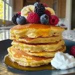 Die Hauptzutaten für Cottage Cheese Protein-Pfannkuchen sind einfach und gesund. Hier ist, was du brauchst: - 1 Tasse Hüttenkäse - 2 große Eier - 1/2 Tasse Haferflocken - 1 Esslöffel Honig oder Ahornsirup - 1/2 Teelöffel Backpulver - 1/2 Teelöffel Zimt - Eine Prise Salz - Kochspray oder ein wenig Butter für die Pfanne Diese Zutaten geben den Pfannkuchen ihren tollen Geschmack und die nötige Proteinpower. Der Hüttenkäse macht sie besonders saftig und nährstoffreich. Eier sorgen für die Bindung des Teigs. Haferflocken liefern Ballaststoffe und machen die Pfannkuchen sättigend. Toppings machen die Pfannkuchen noch besser. Hier sind einige Vorschläge: - Frische Früchte (z. B. Beeren oder Bananenscheiben) - Nussbutter - Joghurt Du kannst die Toppings nach deinem Geschmack wählen. Frische Früchte bringen Süße und Vitamine. Nussbutter fügt gesunde Fette hinzu. Joghurt sorgt für Cremigkeit und einen extra Protein-Kick. Die Wahl der richtigen Zutaten ist wichtig. Hier sind einige Tipps: - Wähle frischen Hüttenkäse ohne Zusatzstoffe. - Nutze biologische Eier für besseren Geschmack. - Achte auf Vollkornhaferflocken für mehr Nährstoffe. - Verwende echten Honig oder reinen Ahornsirup für den besten Geschmack. Achte darauf, qualitativ hochwertige Produkte zu wählen. So schmecken die Pfannkuchen noch besser und sind gesünder. Zuerst nimmst du eine große Schüssel. Gib den Hüttenkäse, die zwei Eier, den Honig oder Ahornsirup, das Backpulver, den Zimt und das Salz hinein. Mit einem Schneebesen oder einer Gabel verrührst du alles gut. Du willst, dass die Mischung gleichmäßig aussieht. Dann füge langsam die Haferflocken hinzu. Rühre sie gut unter, bis ein cremiger Teig entsteht. Wenn du eine glattere Textur magst, kannst du den Teig auch in einen Mixer geben. So werden die Haferflocken feiner und der Teig wird gleichmäßiger. Jetzt ist es Zeit, die Pfanne vorzubereiten. Stelle eine beschichtete Pfanne oder Bratpfanne auf den Herd bei mittlerer Hitze. Lass sie erhitzen, bis sie warm ist. Damit die Pfannkuchen nicht ankleben, sprühe etwas Kochspray in die Pfanne oder füge ein kleines Stück Butter hinzu. Gib mit einer Kelle oder einem Messbecher etwas Teig in die Pfanne. Forme ihn zu runden Pfannkuchen. Backe sie etwa 2-3 Minuten lang. Du wirst sehen, dass sich Blasen auf der Oberfläche bilden. Das ist ein gutes Zeichen! Jetzt ist es Zeit, die Pfannkuchen vorsichtig mit einem Pfannenwender umzudrehen. Backe sie weitere 2-3 Minuten, bis sie goldbraun sind. Wenn sie fertig sind, nimm sie aus der Pfanne und wiederhole den Vorgang mit dem restlichen Teig. Serviere die Pfannkuchen warm. Du kannst sie nach Belieben mit frischen Früchten, einem Klecks Joghurt oder Nussbutter toppen. Um die perfekte Konsistenz zu erzielen, ist es wichtig, die Zutaten gut zu vermischen. Beginne mit dem Hüttenkäse und den Eiern. Rühre sie gut zusammen. Füge dann die anderen trockenen Zutaten hinzu. Die Haferflocken kommen zuletzt dazu. Wenn du einen glatten Teig wünschst, püriere die Mischung in einem Mixer. So wird der Teig schön cremig. Ein häufiger Fehler ist, den Teig zu lange zu rühren. Rühre nur so lange, bis alle Zutaten vermischt sind. Ein weiterer Fehler ist, die Pfanne nicht richtig vorzuwärmen. Eine zu kalte Pfanne macht die Pfannkuchen zäh. Achte auch darauf, nicht zu viel Teig in die Pfanne zu gießen. Ein kleiner Löffel reicht für einen perfekten Pfannkuchen. Präsentation macht den Unterschied! Staple die Pfannkuchen auf einem schönen Teller. Garniere sie mit frischen Früchten wie Beeren oder Bananenscheiben. Ein Klecks Joghurt macht sie noch appetitlicher. Eine Prise Zimt obenauf sorgt für einen tollen Look und zusätzlichen Geschmack. Experimentiere mit verschiedenen Toppings, um deine Pfannkuchen einzigartig zu machen. {{image_4}} Wenn du eine glutenfreie Option suchst, probiere gemahlene Mandeln oder Kokosmehl. Beide sind großartige Alternativen. Du kannst auch glutenfreie Haferflocken verwenden. Diese sind leicht erhältlich und bieten den gleichen tollen Geschmack. Du kannst das Rezept anpassen, um neue Geschmäcker zu erkunden. Füge für einen süßeren Pfannkuchen mehr Honig oder Ahornsirup hinzu. Für einen schokoladigen Geschmack mische Kakaopulver in den Teig. Du kannst auch Vanilleextrakt verwenden, um den Geschmack zu verfeinern. Um die Proteinzufuhr zu erhöhen, füge Proteinpulver hinzu. Ein Esslöffel vanille Proteinpulver passt gut in den Teig. Du kannst auch Chiasamen oder Leinsamen einmischen. Diese sind nährstoffreich und geben den Pfannkuchen einen tollen Crunch. Wenn du Nüsse magst, streue gehackte Nüsse in den Teig oder als Topping. Wenn du Pfannkuchen übrig hast, lass sie zuerst abkühlen. Leg sie dann in einen luftdichten Behälter. Du kannst auch Backpapier zwischen die Pfannkuchen legen. So kleben sie nicht zusammen. Im Kühlschrank bleiben sie bis zu drei Tage frisch. Um die Pfannkuchen einzufrieren, lege sie in eine Schicht auf ein Backblech. Stelle sicher, dass sie nicht übereinander liegen. Friere sie für zwei Stunden ein. Danach kannst du die Pfannkuchen in Gefrierbeutel umfüllen. So bleiben sie bis zu drei Monate haltbar. Denke daran, das Datum auf den Beutel zu schreiben. Um die Pfannkuchen aufzuwärmen, benutze eine Pfanne oder die Mikrowelle. In der Pfanne kannst du sie bei mittlerer Hitze leicht anbraten. In der Mikrowelle erwärmst du sie für 30 bis 60 Sekunden. Füge ein wenig Wasser in den Beutel. So bleibt der Pfannkuchen feucht und lecker. Füge frische Toppings hinzu, um den Geschmack zu verbessern. Ja, du kannst die Eier ersetzen. Verwende 1/4 Tasse Apfelmus oder zwei Esslöffel Leinsamen mit Wasser. Diese Optionen halten die Pfannkuchen feucht und lecker. Sie helfen auch, die Struktur zu bewahren. Probiere diese Alternativen aus, wenn du eine Eialternative suchst. Ja, diese Pfannkuchen sind perfekt für Diäten. Sie haben viel Protein, was gut für den Muskelaufbau ist. Sie sind auch niedrig in Zucker, besonders wenn du keinen Honig oder Sirup hinzufügst. Diese Pfannkuchen machen satt, ohne viele Kalorien. So passen sie gut in eine gesunde Ernährung. Die Pfannkuchen halten sich gut im Kühlschrank. Lagere sie in einem luftdichten Behälter. So bleiben sie frisch für etwa drei Tage. Du kannst sie auch einfrieren. Lege sie zwischen Lagen von Backpapier. Im Gefrierbeutel halten sie sich bis zu einem Monat. So hast du immer einen gesunden Snack bereit! Cottage Cheese Protein-Pfannkuchen sind einfach zuzubereiten und lecker. Wir haben die besten Zutaten, die Zubereitung, und Tipps zur Konsistenz besprochen. Vergiss nicht, auch die Lagerung und Variationen zu beachten, um Abwechslung zu schaffen. Diese Pfannkuchen sind nicht nur nährstoffreich, sondern auch vielseitig. Probier sie aus und finde deine Lieblingsversion! Wenn du die Tipps und Tricks befolgst, wirst du tolle Ergebnisse erzielen. Guten Appetit!
