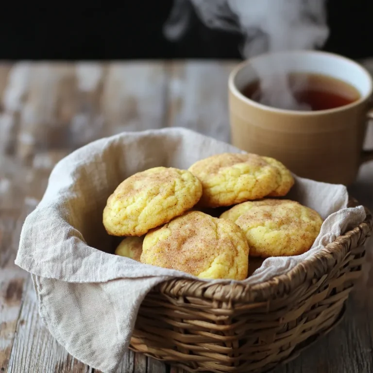 Für die perfekten Chai Gewürz Snickerdoodle-Kekse brauchen Sie folgende Hauptzutaten: - 2 ¾ Tassen Allzweckmehl - 1 Teelöffel Backnatron - 1 Teelöffel Weinstein - ½ Teelöffel Salz - 1 Tasse ungesalzene Butter, weich - 1 ½ Tassen Kristallzucker - 2 große Eier - 1 Teelöffel Vanilleextrakt Diese Zutaten sind die Basis für den Keks. Das Mehl gibt Struktur, während die Butter für den leckeren Geschmack sorgt. Zucker und Eier bringen Süße und Feuchtigkeit. Die Gewürze machen diese Kekse besonders. Sie benötigen: - 1 Teelöffel gemahlener Zimt - 1 Teelöffel gemahlener Ingwer - ½ Teelöffel gemahlener Kardamom - ½ Teelöffel gemahlene Muskatnuss Diese Gewürze fügen Wärme und Tiefe hinzu. Zimt bringt Süße, Ingwer sorgt für einen leichten Kick, Kardamom hat einen einzigartigen Duft und Muskatnuss rundet das Aroma ab. Zusammen schaffen sie das gemütliche Chai-Gefühl. Die Menge an Butter und Zucker ist wichtig. Sie benötigen 1 Tasse Butter und 1 ½ Tassen Zucker. Diese Menge sorgt dafür, dass die Kekse weich und zäh werden. Die Kombination ergibt auch eine tolle Karamellisierung beim Backen. Achten Sie darauf, die Butter weich zu machen, damit sie sich gut vermischt. Zuerst heizen Sie Ihren Ofen auf 175°C (350°F) vor. Dies ist wichtig, damit die Kekse gleichmäßig backen. Legen Sie zwei Backbleche mit Backpapier aus, um ein Ankleben zu verhindern. Dies macht das Reinigen nach dem Backen viel einfacher. Messen Sie die Zutaten genau ab. Sie brauchen 2 ¾ Tassen Allzweckmehl, 1 Teelöffel Backnatron, 1 Teelöffel Weinstein und ½ Teelöffel Salz. Für die Gewürze benötigen Sie 1 Teelöffel Zimt, 1 Teelöffel Ingwer, ½ Teelöffel Kardamom und ½ Teelöffel Muskatnuss. Diese Gewürze geben den Keksen ihren besonderen Chai-Geschmack. In einer großen Schüssel vermengen Sie die trockenen Zutaten. Mischen Sie das Mehl, Backnatron, Weinstein, Salz, Zimt, Ingwer, Kardamom und Muskatnuss gut. Stellen Sie diese Mischung beiseite. In einer anderen Schüssel schlagen Sie 1 Tasse weiche Butter mit 1 ½ Tassen Zucker cremig. Dies dauert etwa 3-4 Minuten. Fügen Sie dann 2 große Eier nacheinander hinzu. Mischen Sie, bis alles gut verbunden ist. Geben Sie 1 Teelöffel Vanilleextrakt dazu und rühren Sie noch einmal kurz. Jetzt kommt der spannende Teil. Fügen Sie die trockenen Zutaten langsam zur Butter-Zucker-Mischung hinzu. Mixen Sie bei niedriger Geschwindigkeit, bis alles gerade so verbunden ist. Achten Sie darauf, nicht zu übermixen. In einer kleinen Schüssel vermengen Sie ½ Tasse Zucker mit 2 Teelöffeln Zimt. Nehmen Sie mit einem Esslöffel etwa 2 Esslöffel Teig und formen Sie kleine Kugeln. Wälzen Sie jede Kugel in der Zimt-Zucker-Mischung, bis sie gut bedeckt ist. Legen Sie die geformten Kugeln auf die Backbleche. Lassen Sie etwa 5 cm Abstand zwischen den Keksen. Backen Sie sie im vorgeheizten Ofen für 10-12 Minuten. Die Ränder sollten leicht golden sein, und die Mitte sollte fest aussehen. Nehmen Sie die Kekse aus dem Ofen und lassen Sie sie 5 Minuten auf dem Blech abkühlen. Danach legen Sie sie auf ein Kuchengitter, um sie vollständig abkühlen zu lassen. So bleiben sie schön weich und lecker. Um den perfekten Keks zu backen, ist die Teigkonsistenz wichtig. Der Teig sollte weich, aber nicht klebrig sein. Messen Sie das Mehl genau ab. Zu viel Mehl macht die Kekse trocken. Wenn der Teig zu feucht ist, fügen Sie etwas mehr Mehl hinzu. Mischen Sie die trockenen Zutaten gut, bevor Sie sie zur Butter-Zucker-Mischung geben. Mixen Sie nur so lange, bis alles gerade verbunden ist. Das verhindert zähe Kekse. Heizen Sie Ihren Ofen auf 175°C vor. Backen Sie die Kekse für 10 bis 12 Minuten. Die Ränder sollten leicht golden sein, die Mitte darf noch weich erscheinen. Lassen Sie die Kekse nach dem Backen 5 Minuten auf dem Blech abkühlen. Danach legen Sie sie auf ein Kuchengitter. So bleiben sie schön weich und bekommen die perfekte Konsistenz. Präsentieren Sie die Kekse in einem rustikalen Korb. Legen Sie ein Stoffserviette hinein. So wirken die Kekse einladend. Diese Kekse passen gut zu einer Tasse warmem Chai-Tee. Die warmen Aromen des Tees ergänzen die Gewürze perfekt. Genießen Sie die Kekse warm oder bei Raumtemperatur. Sie sind ein echter Genuss für jede Gelegenheit. {{image_4}} Sie können die Gemütlichen Chai Gewürz Snickerdoodle-Kekse leicht abwandeln. Fügen Sie Schokoladenstückchen hinzu, um einen süßen Kontrast zu den Gewürzen zu schaffen. Walnüsse oder Pekannüsse bringen einen knusprigen Biss. Trockenfrüchte wie Cranberries oder Rosinen geben eine fruchtige Note. Jedes Mal, wenn Sie eine neue Zutat wählen, entsteht ein anderes Geschmackserlebnis. Für eine glutenfreie Version der Kekse nutzen Sie glutenfreies Mehl. Achten Sie darauf, eine Mischung zu wählen, die gut bindet. Sie können auch Mandeln oder Kokosmehl verwenden, um den Keksen eine neue Textur zu geben. Diese Alternativen sind einfach umzusetzen und schmecken trotzdem lecker. Experimentieren Sie mit verschiedenen Gewürzen, um neue Geschmäcker zu entdecken. Versuchen Sie, Piment oder Muskatnuss hinzuzufügen. Eine Prise schwarzer Pfeffer kann eine spannende Schärfe bringen. Auch die Kombination von Kakaopulver mit Zimt ist eine tolle Idee. Spielen Sie mit den Aromen und finden Sie Ihre persönliche Lieblingsmischung. Um die Kekse richtig aufzubewahren, benutze einen luftdichten Behälter. Platziere die Kekse in einer einzigen Schicht. Das hilft, sie frisch zu halten. Du kannst auch etwas Pergamentpapier zwischen die Schichten legen. So kleben die Kekse nicht zusammen. Lagere die Kekse an einem kühlen, trockenen Ort. Sonnenlicht oder Hitze sind nicht gut für die Kekse. Um die Frische zu erhalten, genieße die Kekse innerhalb von einer Woche. Wenn du sie länger aufbewahren möchtest, kannst du sie einfrieren. Du kannst auch einen Apfel oder ein Stück Brot in den Behälter legen. Diese Lebensmittel geben Feuchtigkeit ab und halten die Kekse weich. Achte darauf, dass du die Kekse nicht zu lange der Luft aussetzt. Das macht sie hart und trocken. Das Einfrieren der Kekse ist einfach. Lege die Kekse in einem luftdichten Behälter oder in Gefrierbeuteln. Achte darauf, die Luft so gut wie möglich herauszudrücken. Du kannst die Kekse bis zu drei Monate im Gefrierfach aufbewahren. Wenn du die Kekse essen möchtest, lass sie einfach bei Raumtemperatur auftauen. Du kannst sie auch kurz im Ofen aufwärmen. Das macht sie wieder weich und lecker! Die Kekse bleiben frisch für etwa eine Woche. Bewahren Sie sie in einem luftdichten Behälter auf. So bleiben sie weich und lecker. Wenn Sie die Kekse länger aufbewahren wollen, denken Sie an das Einfrieren. Ja, Sie können die Kekse vegan machen. Ersetzen Sie die Butter durch vegane Margarine. Nutzen Sie einen Ei-Ersatz wie Apfelmus oder Leinsamen. Beide Optionen funktionieren gut und geben den Keksen eine tolle Textur. Wenn der Teig zu klebrig ist, fügen Sie etwas mehr Mehl hinzu. Ein Esslöffel auf einmal reicht oft aus. Achten Sie darauf, dass der Teig nicht zu trocken wird. Kühlen Sie den Teig für etwa 30 Minuten im Kühlschrank. Das hilft, ihn fester zu machen. Kekse zu backen macht Spaß und ist leicht. Wir haben die wichtigen Zutaten besprochen, darunter die Hauptzutaten und besondere Gewürze, die den Geschmack prägen. Die Schritt-für-Schritt-Anleitung hilft dir, durch das Backen zu kommen. Mit den Tipps und Tricks kannst du die Konsistenz und Frische der Kekse sichern. Denk an die Variationen für verschiedene Geschmäcker und wie du die Kekse richtig lagerst. Jetzt bist du bereit, deine eigenen Kekse zu backen und zu genießen!