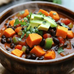 - 2 mittlere Süßkartoffeln, geschält und gewürfelt - 1 Dose (425 g) schwarze Bohnen, abgespült und abgetropft - 1 Dose (400 g) gewürfelte Tomaten (mit Saft) - 1 Paprika (jede Farbe), grob gehackt - 1 mittlere Zwiebel, gewürfelt - 3 Knoblauchzehen, fein gehackt Die Hauptzutaten sind der Schlüssel zu einem tollen Chili. Süßkartoffeln bringen eine natürliche Süße. Schwarze Bohnen fügen Protein hinzu und machen das Gericht sättigend. Gewürfelte Tomaten geben Frische und Saftigkeit. Paprika und Zwiebeln sorgen für einen kräftigen Geschmack. Knoblauch bringt eine wunderbare Tiefe. Diese Zutaten harmonieren perfekt. - 1 Esslöffel Chili-Pulver - 1 Teelöffel gemahlener Kreuzkümmel - 1 Teelöffel geräuchertes Paprika - 500 ml Gemüsebrühe - Salz und Pfeffer nach Geschmack Die Gewürze sind das Herzstück des Chilis. Chili-Pulver bringt die Schärfe. Kreuzkümmel sorgt für einen erdigen Geschmack. Geräuchertes Paprika fügt eine komplexe Note hinzu. Gemüsebrühe bindet alles zusammen und macht das Chili cremig. Salz und Pfeffer runden das Gericht ab. Es ist wichtig, die Gewürze gut zu mischen. - Avocadoscheiben - frischer Koriander - Sauerrahm - geriebener Käse Optionale Toppings machen das Chili noch besser. Avocadoscheiben bringen Cremigkeit. Frischer Koriander fügt eine frische Note hinzu. Sauerrahm sorgt für eine angenehme Säure und mildert die Schärfe. Geriebener Käse bringt eine salzige, schmelzende Textur. Du kannst die Toppings nach deinem Geschmack wählen. Zuerst schäle ich die Süßkartoffeln. Dann schneide ich sie in gleichmäßige Würfel. Dies hilft beim gleichmäßigen Garen. Danach nehme ich eine Paprika. Ich hacke sie grob. Eine Zwiebel ist auch wichtig. Ich würfle die Zwiebel, um den Geschmack zu erhöhen. Ich gebe alle vorbereiteten Zutaten in den Slow Cooker. Dazu gehören die gewürfelten Süßkartoffeln, die schwarzen Bohnen und die gewürfelten Tomaten. Ich achte darauf, den Saft der Tomaten nicht wegzukippen. Dann füge ich die gehackte Paprika, die Zwiebel und den gehackten Knoblauch hinzu. Jetzt kommt die Gemüsebrühe dazu. Ich gieße sie über die Mischung. Dann rühre ich alles gut um, damit sich die Zutaten vermischen. Nun füge ich die Gewürze hinzu. Dazu gehören das Chili-Pulver, der Kreuzkümmel und das geräucherte Paprika. Ich würze den Chili mit Salz und Pfeffer nach Geschmack. Dann rühre ich alles erneut um, damit die Gewürze gut verteilt sind. Jetzt decke ich den Slow Cooker ab. Ich stelle ihn auf die niedrigste Stufe für 6-8 Stunden. Alternativ kann ich die hohe Stufe für 3-4 Stunden wählen. Ich überprüfe die Garstufe der Süßkartoffeln, um sicherzustellen, dass sie zart sind. Wenn sie weich sind, ist der Chili fertig. Um den perfekten Chili-Geschmack zu erreichen, passe die Gewürze nach deinem Geschmack an. Wenn du es schärfer magst, füge mehr Chili-Pulver oder Cayennepfeffer hinzu. Du kannst auch andere Gewürze nutzen, wie Oregano oder Thymian. Frische Zutaten machen den Unterschied. Nutze reife Paprika und frischen Knoblauch. So wird dein Chili noch aromatischer und schmackhafter. Ein Slow Cooker ist einfach zu benutzen. Stelle sicher, dass du alle Zutaten gleichmäßig verteilst. So garen sie gleichmäßig. Du kannst die Vorbereitungszeit besser nutzen. Schneide das Gemüse am Morgen und stelle alles bereit. Dann hast du am Abend ein köstliches Chili, ohne viel Aufwand. Präsentiere dein Chili in einer schönen Schüssel. Garniere es mit frischen Avocadoscheiben oder Koriander. Sauerrahm und geriebener Käse passen gut dazu. Du kannst das Chili auch mit Brot oder Reis servieren. So wird es ein rundes Gericht und jeder wird zufrieden sein. {{image_4}} Für eine vegane Version tauschen Sie die Gemüsebrühe gegen eine pflanzliche Brühe aus. Das macht den Chili perfekt für alle, die tierische Produkte vermeiden. Sie können auch mehr Gemüse hinzufügen. Zum Beispiel passen Karotten oder Zucchini gut dazu. Diese zusätzlichen Gemüsesorten erhöhen den Nährwert und den Geschmack. Möchten Sie etwas mehr Hitze? Fügen Sie frische Jalapeños oder eine Prise Cayennepfeffer hinzu. Diese Zutaten geben dem Chili einen aufregenden Kick. Sie können auch feurige Gewürze wie Chipotle-Pulver verwenden. Dieser besondere Geschmack bringt Tiefe in Ihr Gericht und macht es noch interessanter. Um mehr Protein hinzuzufügen, probieren Sie Tofu oder Tempeh. Schneiden Sie diese in kleine Stücke und fügen Sie sie in den Slow Cooker. Alternativ können Sie auch mageres Hackfleisch verwenden. Eine Mischung aus verschiedenen Bohnen kann ebenfalls eine gute Idee sein. So wird der Chili noch nahrhafter und sättigender. Um Resten des Chili gut zu lagern, benutze einen luftdichten Behälter. Stelle sicher, dass der Chili vollständig abgekühlt ist, bevor du ihn in den Kühlschrank stellst. Im Kühlschrank bleibt er frisch für etwa 3 bis 5 Tage. Wenn du das Chili länger aufbewahren möchtest, kannst du es tiefkühlen. Verwende auch hier einen luftdichten Behälter oder einen Gefrierbeutel. So bleibt der Chili bis zu 3 Monate haltbar. Die Haltbarkeit des Chili im Kühlschrank beträgt 3 bis 5 Tage. Achte darauf, dass du den Chili gut abdeckst. Zum Wiederaufwärmen kannst du ihn auf dem Herd oder in der Mikrowelle erhitzen. Erhitze den Chili bis er dampfend heiß ist. Rühre zwischendurch um, damit er gleichmäßig warm wird. Füge bei Bedarf etwas Wasser oder Brühe hinzu, wenn er zu dick ist. Es gibt viele kreative Möglichkeiten, um Reste zu nutzen. Du kannst das Chili als Füllung für Tacos oder Burritos verwenden. Es schmeckt auch gut als Dip mit Tortilla-Chips. Eine weitere Idee ist, es über Reis oder Quinoa zu servieren. Du kannst den Chili auch in einer Suppe verwenden. Mische ihn einfach mit etwas Brühe und mehr Gemüse. So hast du schnell eine leckere, neue Mahlzeit. Die Zubereitungszeit für diesen Chili ist sehr einfach. Es dauert nur 15 Minuten, um alle Zutaten vorzubereiten. Dann kochen wir den Chili im Slow Cooker. Du kannst ihn entweder 6-8 Stunden auf niedriger Stufe oder 3-4 Stunden auf hoher Stufe kochen. So erhältst du einen herzhaften und leckeren Chili. Ja, du kannst verschiedene Bohnen verwenden. Hier sind einige Optionen: - Kidneybohnen - Pintobohnen - Weiße Bohnen Diese Bohnen haben einen anderen Geschmack und eine andere Textur. Sie passen gut zu den Süßkartoffeln und Gewürzen im Rezept. Experimentiere ruhig, um deinen perfekten Chili zu finden! Ja, dieses Chili ist glutenfrei! Alle Zutaten, die wir verwenden, sind frei von Gluten. Achte jedoch darauf, dass du eine glutenfreie Gemüsebrühe wählst. So kannst du sicher sein, dass dein Gericht für alle geeignet ist. Dieser Blog-Post bietet dir eine einfache Anleitung für ein schmackhaftes Chili. Wir haben die Hauptzutaten, Gewürze und Tipps für die Zubereitung behandelt. Die Nutzung des Slow Cookers macht alles einfacher. Denke daran, die Gewürze nach deinem Geschmack anzupassen. Du kannst auch Variationen ausprobieren, wie veganes Chili oder würzige Varianten. Die Reste sind vielseitig nutzbar. Mit diesen Tipps steht einem leckeren Chili nichts im Wege. Viel Spaß beim Kochen!