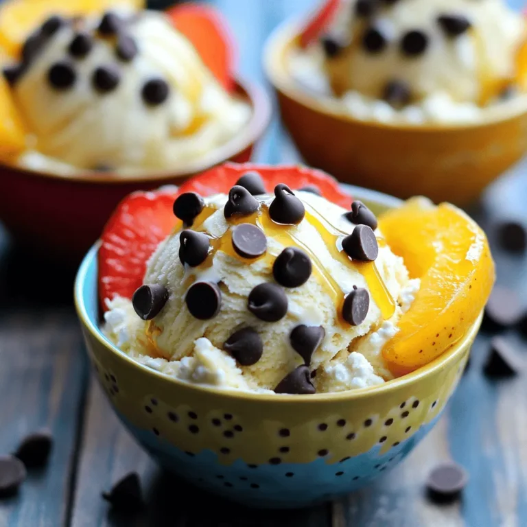 Die Hauptzutaten für das Protein-Hüttenkäse-Eiscreme sind einfach und gesund. Du brauchst: - 2 Tassen fettarmer Hüttenkäse - 1 Tasse Vanille-Protein-Pulver - 1/2 Tasse ungesüßte Mandelmilch - 1/4 Tasse Honig oder Ahornsirup - 1 Teelöffel Vanilleextrakt - 1/4 Teelöffel Salz Diese Zutaten geben dem Eis eine tolle Konsistenz und viel Geschmack. Hüttenkäse ist die Basis des Rezepts. Er ist reich an Protein und hat wenig Fett. Das macht dein Eis gesund und sättigend. Vanille-Protein-Pulver fügt Geschmack und noch mehr Protein hinzu. Es hilft, das Eis cremiger zu machen. Ungesüßte Mandelmilch macht das Eis leicht und verleiht einen feinen Geschmack. Sie ist auch eine gute Option für Menschen mit Laktoseintoleranz. Honig oder Ahornsirup süßen das Eis auf natürliche Weise. Du kannst die Menge nach deinem Geschmack anpassen. Vanilleextrakt bringt eine warme Note, die gut zum Hüttenkäse passt. Salz verstärkt die Aromen und macht das Eis noch leckerer. Du kannst das Eis noch spannender machen, indem du Mix-Ins hinzufügst. Hier sind einige Ideen: - Zartbitter-Schokoladenstückchen - Nüsse - Frisches Obst wie Beeren oder Bananen Füge die Mix-Ins nach dem Mixen der Hauptzutaten hinzu. Pulsieren sie kurz im Mixer, damit sie gleichmäßig verteilt werden. So erhältst du eine leckere Überraschung in jedem Bissen! Um die Protein-Hüttenkäse-Eiscreme zuzubereiten, musst du einige einfache Schritte befolgen. Zuerst solltest du alle Zutaten bereitstellen. Du brauchst: - 2 Tassen fettarmer Hüttenkäse - 1 Tasse Vanille-Protein-Pulver - 1/2 Tasse ungesüßte Mandelmilch - 1/4 Tasse Honig oder Ahornsirup - 1 Teelöffel Vanilleextrakt - 1/4 Teelöffel Salz - Optionale Mix-Ins: Zartbitter-Schokoladenstückchen, Nüsse oder frisches Obst Stelle sicher, dass du einen Mixer oder eine Küchenmaschine hast. Das macht die Arbeit viel einfacher. Jetzt beginne mit der Zubereitung im Mixer. Gib alle Zutaten in den Mixer. Mixe alles auf hoher Stufe. Du willst eine glatte und cremige Konsistenz erreichen. Vergiss nicht, die Seiten abzukratzen. So stellst du sicher, dass alles gut vermischt ist. Probier die Mischung. Wenn sie nicht süß genug ist, füge mehr Honig oder Ahornsirup hinzu. Wenn du Mix-Ins willst, füge sie jetzt hinzu und pulsiere kurz. So verteilen sie sich gut in der Mischung. Übertrage die Mischung in einen luftdichten Behälter. Verteile sie gleichmäßig am Boden. Jetzt kommt der wichtigste Schritt: das Einfrieren. Friere das Eis für mindestens 2-4 Stunden ein. Es sollte fest werden. Wenn du ein härteres Eis möchtest, lass es länger im Gefrierfach. Bevor du das Eis servierst, lass es einige Minuten bei Zimmertemperatur stehen. So wird das Portionieren einfacher. Genieße das Eis in Schalen und garniere es nach Belieben. Viele machen einen Fehler, wenn sie die Zutaten nicht gut mixen. Es ist wichtig, dass die Mischung ganz glatt wird. Wenn du kleine Stücke im Eis hast, kann das die Textur ruinieren. Ein weiterer häufiger Fehler ist das Überfüllen des Mixers. Wenn du zu viele Zutaten auf einmal hinzufügst, mixt der Mixer nicht richtig. Achte darauf, dass du die Seiten des Mixers abkratzst, um alles gut zu vermischen. Du kannst das Rezept leicht anpassen. Wenn du es süßer magst, füge mehr Honig oder Ahornsirup hinzu. Für einen schokoladigen Geschmack, nimm dunkle Schokoladenstückchen als Mix-In. Wenn du Früchte liebst, kannst du frische Beeren oder Bananen verwenden. Auch Nüsse sind eine tolle Ergänzung. Probiere verschiedene Kombinationen aus, um deinen Favoriten zu finden. Toppings machen das Eis noch besser! Du kannst die Schalen mit geschnittenen Früchten, Nüssen oder Schokoladensauce dekorieren. Ein Spritzer Honig oben drauf sieht nicht nur gut aus, sondern schmeckt auch lecker. Wenn du es besonders machen willst, serviere das Eis in Waffeln oder mit einem Stück Schokoladenkeks. So wird dein Eis zum echten Highlight. {{image_4}} Hüttenkäse ist ein toller Proteinlieferant. Er hat wenig Fett und viel Eiweiß. Zwei Tassen enthalten etwa 28 Gramm Protein. Das macht ihn ideal für Fitnessliebhaber. Er enthält auch Kalzium, das gut für deine Knochen ist. Außerdem hat Hüttenkäse wenige Kohlenhydrate. Das macht ihn zu einer gesunden Wahl für jeden. Im Vergleich zu traditionellem Eis ist Protein-Hüttenkäse-Eis viel leichter. Eine Portion hat oft nur 150 Kalorien. Traditionelles Eis kann schnell über 300 Kalorien pro Portion haben. Außerdem enthält unser Protein-Eis doppelt so viel Protein. Das hilft dir, länger satt zu bleiben. Wenn du auf deine Ernährung achtest, ist das eine gute Wahl. Hausgemachtes Eis hat viele Vorteile. Du weißt genau, was drin ist. Keine künstlichen Zusätze, keine seltsamen Zutaten. Du kannst die Süße steuern. Das ist besonders wichtig, wenn du weniger Zucker essen möchtest. Fertige Produkte sind oft voller Zucker und ungesunder Fette. Außerdem macht das Herstellen Spaß. Du kannst kreativ sein und eigene Mix-Ins wählen. Du kannst die Protein-Hüttenkäse-Eiscreme leicht anpassen. Probiere verschiedene Geschmäcker aus. Für Schokoladenliebhaber kannst du Kakaopulver hinzufügen. Das gibt deinem Eis eine schokoladige Note. Für Obstfans sind pürierte Erdbeeren oder Bananen eine tolle Wahl. Sie bringen Frische und Süße. Du kannst auch Zimt oder Muskatnuss für einen warmen Geschmack verwenden. Experimentiere, bis du deinen Lieblingsgeschmack findest! Wenn du pflanzliche Proteinpulver verwendest, wird das Eis trotzdem lecker. Ersetze das Vanille-Protein-Pulver durch ein Erbsen- oder Reisprotein. Diese Pulver haben oft einen milden Geschmack. Du kannst mit verschiedenen Sorten spielen, um die beste Kombination zu finden. Achte darauf, die Menge des Süßungsmittels anzupassen. Pflanzliche Pulver können anders süßen als Molke. Für eine vegane Version des Hüttenkäse-Eiscremes kannst du Seidentofu verwenden. Er hat eine cremige Textur und ist reich an Proteinen. Statt Honig nimm Ahornsirup oder Agavendicksaft. Diese Süßstoffe sind vegan und lecker. Verwende auch ungesüßte Mandelmilch oder Hafermilch als Basis. So bleibt dein Eis pflanzlich und gesund. Du kannst das Protein-Hüttenkäse-Eis bis zu zwei Wochen im Gefrierfach aufbewahren. Achte darauf, es in einem luftdichten Behälter zu lagern. So bleibt es frisch und lecker. Wenn du es länger aufbewahrst, kann es eine harte Konsistenz bekommen. Lass es vor dem Servieren etwas stehen, damit es weicher wird. Ja, du kannst andere Süßungsmittel verwenden. Anstelle von Honig oder Ahornsirup kannst du Stevia oder Erythrit probieren. Diese sind kalorienarm und eignen sich gut für eine gesunde Option. Achte darauf, die Menge anzupassen, da verschiedene Süßungsmittel unterschiedlich süß sind. Probiere die Mischung immer aus und passe die Süße nach deinem Geschmack an. Ja, dieses Eis ist eine tolle Wahl für Kinder. Es enthält viel Protein und wenig Zucker. Die cremige Textur und der süße Geschmack machen es für Kinder attraktiv. Du kannst auch frisches Obst als Mix-In verwenden, um es noch gesünder zu machen. Achte darauf, die Süßungsmittel nach dem Alter der Kinder anzupassen. Das Protein-Hüttenkäse-Eiscreme-Rezept ist einfach und lecker. Wir haben die Hauptzutaten und ihre Vorteile besprochen. Schritt-für-Schritt-Anleitungen und Tipps helfen dir, Fehler zu vermeiden. Außerdem haben wir die Nährwerte und Varianten des Rezepts betrachtet. Eis selbst zu machen ist gesund und macht Spaß. Du kannst verschiedene Geschmäcker ausprobieren. Dieses Eis ist eine tolle Alternative zu herkömmlichem Eis. Jetzt liegt es an dir, kreativ zu werden und dein eigenes Rezept zu gestalten!