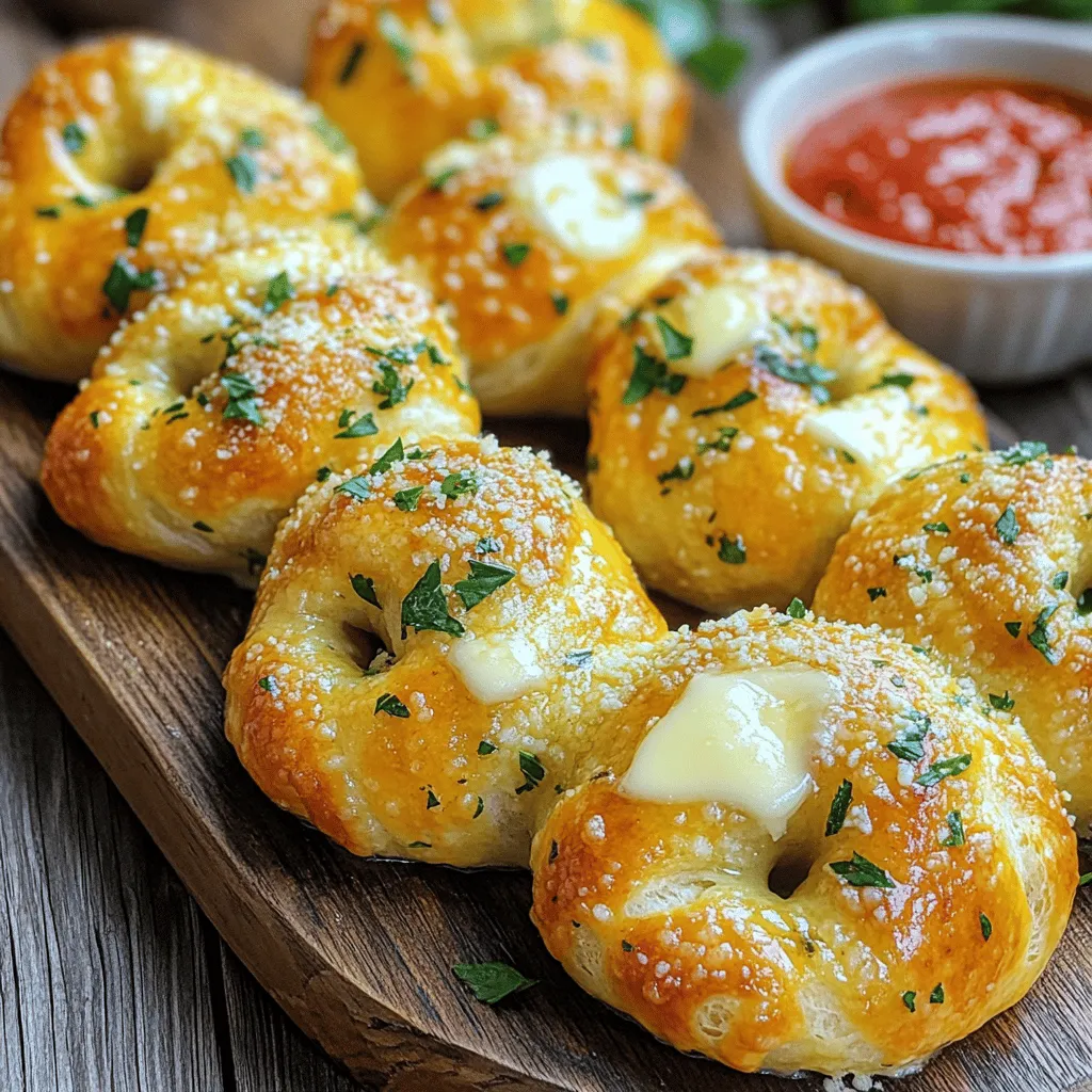 - 450 g frischer Pizzateig - 240 g geriebener Mozzarella-Käse - 56 g ungesalzene Butter, geschmolzen - 3 Knoblauchzehen, fein gehackt - 1 Esslöffel frische Petersilie, gehackt (oder 1 Teelöffel getrocknet) - 1 Esslöffel frisches Basilikum, gehackt (oder 1 Teelöffel getrocknet) - 1 Teelöffel italienische Gewürzmischung - Salz und Pfeffer nach Geschmack Diese Zutaten machen die Knoten besonders lecker. Der frische Pizzateig gibt ihnen eine tolle Konsistenz. Der Mozzarella sorgt für den geschmolzenen Käsegeschmack, den wir alle lieben. Ich füge frische Kräuter hinzu, um mehr Geschmack zu bringen. Knoblauch ist ein Muss. Er gibt den Knoten einen köstlichen, herzhaften Geschmack. Die italienische Gewürzmischung bringt eine schöne Tiefe. Petersilie und Basilikum sorgen für frische Noten. Ich empfehle, beim Würzen kreativ zu sein. Fühl dich frei, mehr von deinen Lieblingskräutern zu verwenden. Du kannst auch etwas Paprika für eine scharfe Note hinzufügen. Wenn du es noch besser machen möchtest, streue etwas geriebenen Parmesan über die Knoten. Das gibt einen zusätzlichen Käsegeschmack. Es ist wirklich eine einfache Möglichkeit, die Knoten noch schmackhafter zu machen. Du kannst die Knoten nach dem Backen auch mit ein paar Kräutern garnieren. Das sieht nicht nur schön aus, sondern hilft auch, den Geschmack zu intensivieren. Heize deinen Ofen auf 200 °C vor. Nimm ein Backblech und lege es mit Backpapier aus. Das Papier hilft, die Knoten nicht festzukleben. So bleibt die Reinigung einfach. Rolle den frischen Pizzateig auf einer bemehlten Fläche aus. Mach ihn etwa 1,5 cm dick. Schneide den Teig dann in Streifen von etwa 2,5 cm Breite. Diese Breite ist perfekt für die Knotenform. Nimm jeden Teigstreifen und ziehe ihn leicht, um ihn zu dehnen. Binde jeden Streifen zu einem Knoten. Lege die Knoten auf das Backblech. In einer Schüssel vermische die geschmolzene Butter, den gehackten Knoblauch, Petersilie, Basilikum, italienische Gewürze, Salz und Pfeffer. Bürste die Knoten großzügig mit der Mischung. Vergiss nicht, etwas Mozzarella in jeden Knoten zu stecken. Streue den restlichen Käse oben auf die Knoten. Backe sie für 15-20 Minuten, bis sie goldbraun sind. Nach dem Backen bepinsle die Knoten mit der restlichen Butter. Das gibt extra Geschmack. Lass sie ein paar Minuten abkühlen, bevor du sie servierst. Um den besten Teig für Käse-Kräuter Knoblauchknoten zu machen, ist die Konsistenz wichtig. Der Teig sollte weich und elastisch sein. Wenn er zu klebrig ist, füge etwas Mehl hinzu. Wenn er zu trocken ist, gib ein wenig Wasser hinzu. Achte darauf, den Teig gut durchzukneten. So aktivierst du das Gluten, was für eine tolle Textur sorgt. Lass den Teig ruhen, damit er sich entspannt. Die Füllung der Knoten kann variieren. Du kannst verschiedene Käsearten verwenden. Probiere Cheddar oder Gouda für einen anderen Geschmack. Du kannst auch mehr Kräuter hinzufügen oder sogar Spinat einmischen. Für eine schärfere Note füge etwas rote Paprika hinzu. Sei kreativ! Ein häufiger Fehler ist, die Knoten zu klein zu machen. Halte sie gleichmäßig groß für ein gleichmäßiges Backen. Ein weiterer Fehler ist, die Knoten nicht genug zu füllen. Vergiss nicht, den Käse gut in die Mitte zu stecken. Achte darauf, die Knoten nicht zu lange zu backen, sonst werden sie trocken. Prüfe sie nach 15 Minuten. {{image_4}} Möchtest du eine vegane Variante? Nutze einfach pflanzlichen Käse. Viele Marken bieten großartige Alternativen. Du kannst auch Olivenöl anstelle von Butter verwenden. Das gibt den Knoten einen tollen Geschmack. Achte darauf, dass die Kräuter frisch sind. Sie bringen das Gericht zum Strahlen. Für eine mediterrane Note füge schwarze Oliven und Feta hinzu. Schneide die Oliven klein und mische sie unter den Teig. Der Feta gibt einen salzigen Kick. Diese Kombination passt perfekt zu den Kräutern. Serviere die Knoten mit einem Dip aus Joghurt. Das macht das Essen noch leckerer. Hast du Lust auf etwas Süßes? Mache eine Dessert-Version! Verwende Zimt und Zucker anstelle von Kräutern. Füge etwas Schokolade oder Fruchtstücke hinzu. Du kannst die Knoten auch mit Puderzucker bestäuben. Diese süße Variante ist ideal für Partys. Alle werden sie lieben! Um die Knoten frisch zu halten, lege sie in einen luftdichten Behälter. Du kannst sie auch in Frischhaltefolie wickeln. Achte darauf, dass die Knoten vollständig abgekühlt sind, bevor du sie aufbewahrst. So vermeidest du Feuchtigkeit, die sie matschig macht. Um die Knoten wieder aufzuwärmen, heize deinen Ofen auf 180 °C vor. Lege die Knoten auf ein Backblech und backe sie für 5 bis 7 Minuten. So werden sie außen knusprig und innen warm. Alternativ kannst du sie auch in der Mikrowelle aufwärmen, aber die Textur wird nicht gleich gut sein. Die Käse-Kräuter Knoten halten sich im Kühlschrank etwa 3 bis 4 Tage. Du kannst sie auch einfrieren. Wickele sie dazu in Frischhaltefolie und lege sie in einen Gefrierbeutel. So bleiben sie bis zu 3 Monate frisch. Achte darauf, sie langsam im Kühlschrank aufzutauen, bevor du sie wieder aufwärmst. Die Käse-Kräuter Knoblauchknoten sind frisch am besten. Sie halten sich in einem luftdichten Behälter etwa 2-3 Tage. Nach dieser Zeit verlieren sie an Geschmack und Textur. Um die Frische zu bewahren, kann man sie im Kühlschrank lagern. Für längere Haltbarkeit empfehle ich das Einfrieren. So bleiben sie bis zu 3 Monate frisch. Achten Sie darauf, sie gut einzuwickeln, damit sie nicht austrocknen. Ja, gefrorener Pizzateig ist eine tolle Option. Lassen Sie den Teig einfach über Nacht im Kühlschrank auftauen. Alternativ können Sie ihn bei Raumtemperatur auftauen. Achten Sie darauf, den Teig gut durchzukneten, bevor Sie ihn ausrollen. Dies gibt Ihnen die beste Textur. Gefrorener Teig ist oft praktisch, besonders wenn Sie schnell etwas Leckeres zubereiten möchten. Käse-Kräuter Knoblauchknoten passen perfekt zu vielen Dips. Hier sind einige beliebte Optionen: - Marinara-Sauce: Klassisch und immer lecker. - Knoblauchbutter: Für den extra Knoblauchgeschmack. - Sour Cream: Mit frischen Kräutern gemischt für mehr Frische. - Pesto: Das bringt eine tolle Kräuternote. Experimentieren Sie mit verschiedenen Dips, um Ihren Favoriten zu finden! Käse-Kräuter Knoblauchknoten sind lecker und einfach zu machen. Wir haben die besten Zutaten und eine Schritt-für-Schritt-Anleitung gezeigt. Mit Tipps und Variationen kannst du deine Knoten anpassen. Denke an die richtige Lagerung, damit sie frisch bleiben. Bereite diese Schnäpse für dein nächstes Treffen zu. Sie sind ein Hit! Sei kreativ mit Füllungen und Dips. So wird jeder Biss ein Genuss. Viel Spaß beim Ausprobieren!