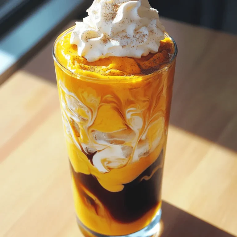 Um deinen eigenen Kürbis-Cream Cold Brew zu machen, brauchst du einige einfache Zutaten. Hier sind die Hauptzutaten: - 2 Tassen stark gebrühter Kaffee, abgekühlt - 1 Tasse kalte Milch (Milch oder pflanzlich) - 1/2 Tasse Kürbispüree - 2 Esslöffel Ahornsirup (nach Geschmack anpassen) - 1 Teelöffel Vanilleextrakt - 1 Teelöffel Kürbiskuchengewürz - Schlagsahne zum Garnieren - Gemahlener Zimt zum Bestreuen Diese Zutaten geben deinem Getränk den vollen Kürbisgeschmack und die perfekte Süße. Wähle frisches Kürbispüree, wenn möglich. Du kannst auch selbst Kürbispüree machen, indem du Kürbis backst und pürierst. Für die Milch kannst du jede Art nehmen. Vollmilch macht es cremiger. Pflanzliche Milch wie Mandel- oder Hafermilch ist eine gute Wahl für vegane Varianten. Achte darauf, dass die Milch ungesüßt ist, um die Kontrolle über die Süße zu behalten. Wenn du keine Milch magst, gibt es viele Alternativen. Du kannst Mandelmilch, Hafermilch oder Kokosmilch verwenden. Diese Sorten geben deinem Getränk einen anderen Geschmack. Du kannst auch versuchen, das Kürbiskuchengewürz mit anderen Gewürzen wie Muskatnuss oder Ingwer zu kombinieren. Experimentiere mit den Zutaten, um deinen perfekten Kürbis-Cream Cold Brew zu finden. Zuerst mischst du die Zutaten für die Kürbiscreme. Nimm eine mittelgroße Schüssel. Füge 1/2 Tasse Kürbispüree, 2 Esslöffel Ahornsirup, 1 Teelöffel Vanilleextrakt und 1 Teelöffel Kürbiskuchengewürz hinzu. Rühre alles gut um. Diese Mischung wird die Basis für deinen Kürbis-Cream Cold Brew. Der Geschmack ist wichtig, also probiere die Mischung. Du kannst den Ahornsirup nach deinem Geschmack anpassen. Jetzt ist es Zeit, den Kaffee und die Milch zu kombinieren. In einem großen Glas oder Krug vermischst du 2 Tassen abgekühlten Kaffee mit 1 Tasse kalter Milch. Du kannst normale Milch oder pflanzliche Milch verwenden. Rühre alles gut um, bis die Mischung gleichmäßig ist. Dann füge 2-3 Esslöffel der Kürbiscreme-Mischung hinzu. Rühre erneut, bis alles gut vermischt ist. Probiere das Getränk und passe die Süße nach Wunsch an. Um deinen Kürbis-Cream Cold Brew zu servieren, fülle ein Glas mit Eiswürfeln. Gieße die Kaffee-Mischung über die Eiswürfel. Garniere das Getränk mit einem großen Löffel Schlagsahne. Bestreue es mit gemahlenem Zimt. Das sieht nicht nur gut aus, sondern schmeckt auch hervorragend. Serviere es sofort und rühre die Schlagsahne ein, um eine cremige Textur zu bekommen. Um die Süße deines Kürbis-Cream Cold Brews zu ändern, taste dich langsam an deinen perfekten Geschmack. Beginne mit 2 Esslöffeln Ahornsirup. Rühre gut um und probiere. Fühlst du, dass es süßer sein sollte? Füge mehr Sirup nach Bedarf hinzu. Du kannst auch Honig oder Agavensirup verwenden. Diese Süßstoffe geben dir verschiedene Geschmäcker. Das richtige Verhältnis von Kaffee zu Kürbiscreme ist wichtig. Ich empfehle, 2-3 Esslöffel Kürbiscreme pro Tasse Kaffee zu verwenden. So bleibt der Kaffee stark und der Kürbisgeschmack kommt gut zur Geltung. Achte darauf, dass die Milch und die Kürbiscreme gut vermischt sind. So entsteht eine schöne, cremige Textur. Ein häufiger Fehler ist, zu viel Kürbispüree zu verwenden. Das macht das Getränk zu dick. Halte dich an die 1/2 Tasse für das beste Ergebnis. Ein weiterer Fehler kann sein, die Mischung nicht gut zu rühren. Wenn du die Zutaten nicht gut vermischst, bleibt der Kaffee bitter. Achte darauf, dass alles gleichmäßig verteilt ist. So bekommst du den besten Geschmack in jedem Schluck. {{image_4}} Du kannst die Gewürze in deiner Kürbiscreme ganz einfach ändern. Wenn du mehr Wärme möchtest, füge etwas Muskatnuss hinzu. Für mehr Tiefe, probiere auch einen Hauch von Ingwer. Wenn du es süßer magst, kannst du zusätzlich Zimt verwenden. So passt sich der Geschmack genau deinem Wunsch an. Dieser Kürbis-Cream Cold Brew ist perfekt für den Sommer. Aber du kannst auch eine heiße Version machen. Ersetze einfach den kalten Kaffee durch frisch gebrühten heißen Kaffee. Die Kürbiscreme schmeckt auch warm sehr gut. Das gibt dir eine tolle Option für kühlere Tage. Die Garnierung macht dein Getränk besonders. Du kannst Schlagsahne verwenden, um es cremig zu machen. Streue gemahlenen Zimt oder sogar etwas Kakao darüber. Du kannst auch Karamellsauce hinzufügen für mehr Süße. Ein paar Kürbiskerne bringen einen tollen Crunch. So wird dein Getränk nicht nur lecker, sondern sieht auch toll aus! Die Kürbiscreme ist ein echter Genuss. Um sie frisch zu halten, lagere sie in einem luftdichten Behälter im Kühlschrank. Diese Creme bleibt frisch für bis zu fünf Tage. Stelle sicher, dass der Behälter gut verschlossen ist. So bleibt der Geschmack erhalten. Du kannst die Kürbiscreme auch in kleinen Portionen einfrieren. Verwende dafür Eiswürfelformen. So hast du immer einen Vorrat für deinen nächsten Cold Brew. Wenn du Kaffeereste hast, bewahre sie im Kühlschrank auf. Gieße den abgekühlten Kaffee in einen luftdichten Behälter. So bleibt er bis zu einer Woche frisch. Du kannst den übrig gebliebenen Kaffee auch einfrieren. Fülle ihn in Eiswürfelformen und friere ihn ein. Diese Kaffeewürfel sind perfekt für zukünftige Drinks. Die Haltbarkeit der Kürbiscreme und des Kaffees ist wichtig. Die Kürbiscreme hält sich bis zu fünf Tage im Kühlschrank. Der Kaffee bleibt eine Woche frisch. Du kannst die Reste auch in anderen Rezepten verwenden. Füge die Kürbiscreme zu Muffins oder Pancakes hinzu. Der Kaffee eignet sich gut für Eiskaffee oder als Basis für Smoothies. So nutzt du jeden Rest optimal aus. Um eine vegane Version zu machen, ersetze die Milch durch pflanzliche Milch. Du kannst Mandel-, Soja- oder Hafermilch nutzen. Diese Optionen geben deinem Getränk einen tollen Geschmack. Ahornsirup ist bereits vegan, also bleibt alles gut. Achte darauf, die Schlagsahne mit einer veganen Alternative zu ersetzen. Soja- oder Kokosnuss-Schlagsahne sind beide gute Wahlen. Jetzt hast du eine leckere vegane Kürbis-Cream Cold Brew! Ja, du kannst die Portionen leicht anpassen. Wenn du mehr machen willst, verdopple einfach alle Zutaten. Für weniger Portionen halbiere die Menge. Denke daran, die Zutaten gut zu mischen. So bleibt der Geschmack immer gleich. Du kannst auch die Menge an Kaffee und Kürbispüree anpassen, je nach deinem Wunsch. Es ist einfach, das Rezept für deine Bedürfnisse zu ändern. Kürbispüree hat viele Vorteile. Es ist reich an Vitaminen und Mineralstoffen. Kürbis enthält viel Vitamin A, was gut für deine Augen ist. Er ist auch eine gute Quelle für Ballaststoffe. Diese helfen deiner Verdauung. Außerdem hat Kürbis wenig Kalorien, was gut für die Gesundheit ist. Die Antioxidantien im Kürbis können das Immunsystem stärken. So ist dein Kürbis-Cream Cold Brew nicht nur lecker, sondern auch gesund! Um den Kürbis-Cream Cold Brew perfekt zuzubereiten, haben wir die wichtigsten Zutaten und Schritte behandelt. Ich habe Tipps zur Auswahl der besten Zutaten gegeben sowie mögliche Substitute aufgezeigt. Außerdem habe ich häufige Fehler und Variationen angesprochen. Das Ziel war, dir eine köstliche und anpassbare Version zu bieten. Experimentiere mit den Zutaten und finde deine perfekte Mischung. Viel Freude beim Genießen deines eigenen Kürbis-Cream Cold Brews!