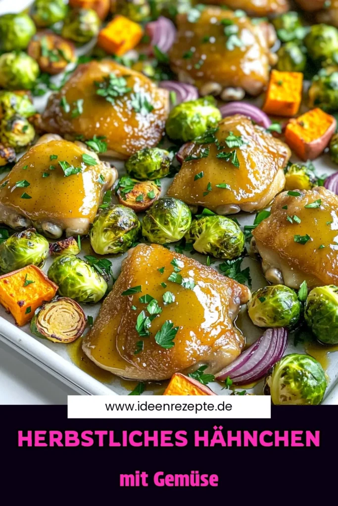 Entdecken Sie das perfekte Herbstgericht mit unserem Blatt-Pfanne Ahorn-Dijon-Hähnchen mit Herbstgemüse! In nur 45 Minuten zaubern Sie ein köstliches, geselliges Dinner für die ganze Familie. Die Kombination von zartem Hähnchen und aromatischem Gemüse, verfeinert mit einer herrlichen Marinade aus Ahornsirup und Dijon-Senf, wird Ihre Geschmacksknospen begeistern. Klicken Sie durch, um das Rezept zu probieren und Ihre Liebsten zu überraschen! #Herbstrezepte #GesundeEssen #SchnelleGerichte #Hähnchenrezepte