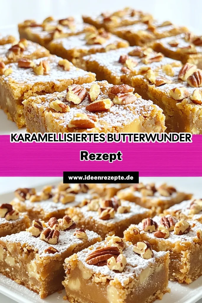 Entdecken Sie das perfekte Rezept für Braune Butter Pekan Blondies, die Ihren süßesten Gelüsten gerecht werden! Mit nussiger, brauner Butter, knackigen Pekannüssen und optionalen weißen Schokoladenstückchen sind diese Blondies einfach unwiderstehlich. Ideal für jeden Anlass und in nur 45 Minuten zubereitet. Klicken Sie jetzt, um das vollständige Rezept zu sehen und sich von diesen köstlichen Leckereien inspirieren zu lassen! #BrauneButter #Pekanblondies #Backen #Kekse