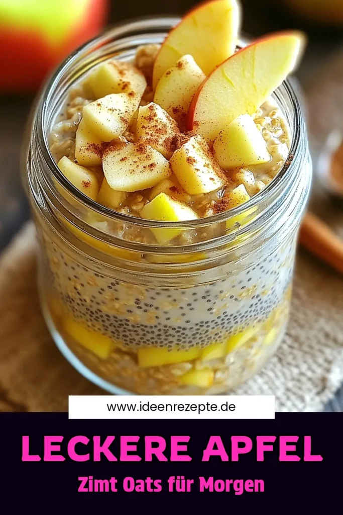 Entdecken Sie das perfekte Frühstück mit unseren gerösteten Apfel-Zimt Overnight Oats! Diese köstliche und gesunde Mischung aus Haferflocken, Äpfeln und Zimt ist nicht nur einfach zuzubereiten, sondern auch ideal für einen energischen Start in den Tag. Lassen Sie sich von der Kombination der Zutaten inspirieren und genießen Sie eine nahrhafte Mahlzeit! Klicken Sie hier, um das vollständige Rezept zu erkunden und Ihre Morgenroutine zu verbessern!