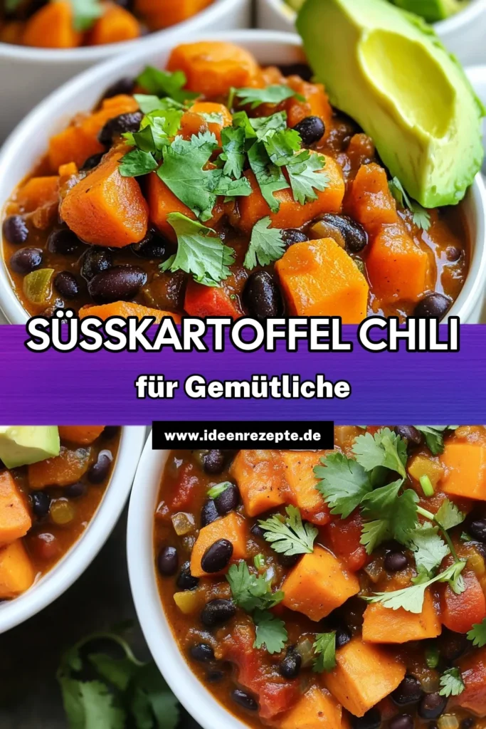 Entdecken Sie unser köstliches Langsam gegartes Süßkartoffel-Schwarze-Bohnen-Chili, das nicht nur gesund, sondern auch einfach zuzubereiten ist! Mit einer perfekten Kombination aus Süßkartoffeln, schwarzen Bohnen und Gewürzen ist dieses Rezept ein wahres Geschmackserlebnis. Lassen Sie den Slow Cooker die Arbeit für Sie machen! Klicken Sie jetzt für das vollständige Rezept und genießen Sie eine wärmende Mahlzeit. #SüßkartoffelChili #SlowCookerRezepte #GesundeErnährung #VegetarischeRezepte