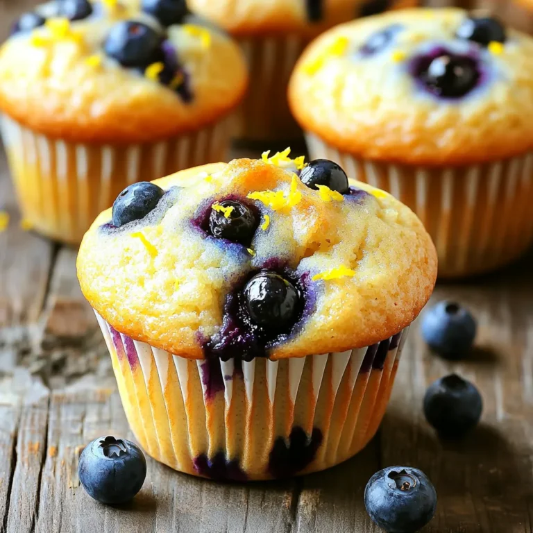 Für diese Muffins brauchst du einige einfache, aber wichtige Zutaten: - 1 Tasse Vollkornmehl - 1 Tasse Haferflocken - 1/2 Tasse Eiweißpulver (vanillegeschmack) - 1/2 Tasse griechischer Joghurt - 1/4 Tasse Honig oder Ahornsirup - 2 große Eier - 1/2 Tasse Mandelmilch (oder eine Milch nach Wahl) - Schale von 1 Zitrone - 2 Esslöffel Zitronensaft - 1 Tasse frische Blaubeeren (oder gefroren, wenn gewünscht) - 1 Teelöffel Backpulver - 1/2 Teelöffel Natron - 1/4 Teelöffel Salz Diese Zutaten geben den Muffins ihre Struktur und ihren tollen Geschmack. Vollkornmehl und Haferflocken sorgen für Ballaststoffe. Eiweißpulver gibt einen Proteinboost. Ein paar Zutaten heben den Geschmack auf ein neues Level: - Zitronenschale: Sie bringt einen frischen, zesty Geschmack. - Zitronensaft: Er fügt Säure hinzu und macht den Muffin saftiger. - Blaubeeren: Diese kleinen Beeren fügen Süße und Frische hinzu. Die Kombination dieser Zutaten macht die Muffins besonders lecker. Blaubeeren sind auch gesund und voll mit Antioxidantien. Die Wahl der richtigen Zutaten ist wichtig. Hier sind einige Tipps: - Wähle frische Blaubeeren, wenn möglich. Sie sind süßer und saftiger. - Verwende griechischen Joghurt für eine cremige Textur. - Achte auf hochwertiges Eiweißpulver. Es sollte keinen Zucker enthalten. Hochwertige Zutaten sorgen für bessere Muffins. Sie schmecken nicht nur gut, sondern sind auch nahrhaft. Heize deinen Ofen auf 175°C (350°F) vor. Nimm ein Muffinblech und lege es mit Papierförmchen aus oder fette es leicht ein. So bleiben die Muffins nach dem Backen nicht kleben. Diese einfache Vorbereitung ist der erste Schritt zu leckeren Muffins. In einer großen Schüssel vermenge die trockenen Zutaten. Nimm 1 Tasse Vollkornmehl, 1 Tasse Haferflocken, 1/2 Tasse Eiweißpulver, 1 Teelöffel Backpulver, 1/2 Teelöffel Natron und 1/4 Teelöffel Salz. Rühre gut mit einem Schneebesen, bis alles gleichmäßig verteilt ist. In einer anderen Schüssel vermische die feuchten Zutaten. Nimm 1/2 Tasse griechischen Joghurt, 1/4 Tasse Honig oder Ahornsirup, 2 große Eier, 1/2 Tasse Mandelmilch, die Schale einer Zitrone und 2 Esslöffel Zitronensaft. Rühre alles glatt, bis es gut verbunden ist. Dies gibt den Muffins ihren frischen Geschmack. Gieße die feuchte Mischung langsam zu den trockenen Zutaten. Rühre vorsichtig, bis alles gerade so kombiniert ist. Übermixen ist nicht nötig! Ein paar Klumpen sind in Ordnung. Füge dann 1 Tasse frische Blaubeeren hinzu und hebe sie vorsichtig unter. Verteile den Teig gleichmäßig auf die Muffinförmchen. Fülle jedes Förmchen bis etwa 3/4 voll. Backe die Muffins im vorgeheizten Ofen für 18-20 Minuten. Überprüfe mit einem Zahnstocher, ob sie fertig sind. Wenn er sauber herauskommt, sind die Muffins bereit. Lass sie 5 Minuten im Blech abkühlen, bevor du sie auf ein Kuchengitter legst. So bleiben sie luftig und lecker. Um die besten Zitronen-Blaubeer-Protein-Muffins zu backen, beachte folgende Tipps: - Richtige Temperatur: Heize den Ofen auf 175°C vor. Ein gut vorgeheizter Ofen sorgt für gleichmäßiges Backen. - Zutaten abmessen: Verwende eine Küchenwaage oder Messbecher. Genauigkeit ist wichtig für das Ergebnis. - Teig nicht übermixen: Mische die Zutaten nur so lange, bis sie gerade kombiniert sind. Klumpen sind in Ordnung. - Die Muffins nicht zu voll füllen: Fülle die Förmchen nur zu 3/4. So laufen sie beim Backen nicht über. Einige häufige Fehler, die du vermeiden solltest: - Falsches Mehl: Verwende Vollkornmehl für die besten Ergebnisse. Normales Mehl kann die Textur verändern. - Eier nicht Zimmertemperatur: Kalte Eier können den Teig beeinflussen. Lass sie vorher etwas temperieren. - Blaubeeren nicht waschen: Wasche die Beeren vor dem Hinzufügen. So entfernt man Schmutz und sorgt für Frische. - Backzeit ignorieren: Jeder Ofen ist anders. Überprüfe die Muffins nach 18 Minuten mit einem Zahnstocher. Eine ansprechende Präsentation macht viel aus: - Garnieren: Dekoriere die Muffins mit etwas Zitronenschale und ein paar Blaubeeren. Das sieht frisch und einladend aus. - Servieren: Biete die Muffins warm oder bei Raumtemperatur an. Dazu passt eine Tasse Tee oder Kaffee perfekt. - Muffinständer verwenden: Stelle die Muffins auf einen schönen Ständer. So kommen sie richtig zur Geltung und ziehen die Blicke an. {{image_4}} Du kannst die Zitronen-Blaubeer-Protein-Muffins leicht anpassen. Wenn du fruchtige Abwechslung magst, probiere Himbeeren oder Erdbeeren. Beide Früchte passen gut zu Zitrone. Für einen tropischen Touch füge Ananasstückchen hinzu. Magst du es schokoladig? Gib ein paar Schokoladenstückchen in den Teig. So entsteht ein neuer, leckerer Geschmack. Hast du spezielle diätetische Anforderungen? Du kannst das Vollkornmehl durch Mandelmehl ersetzen, um die Muffins glutenfrei zu machen. Wenn du vegan bist, kannst du die Eier durch Leinsamen oder Chia-Samen ersetzen. Verwende pflanzliches Eiweißpulver und griechischen Joghurt aus pflanzlicher Milch für eine vegane Version. Diese Anpassungen machen die Muffins für jeden geeignet. Um den Muffins mehr Textur zu verleihen, füge Nüsse oder Samen hinzu. Walnüsse oder Mandeln sind gute Optionen. Auch Kokosraspeln geben einen tollen Geschmack. Für einen extra Kick kannst du Zimt oder Muskatnuss hinzufügen. Experimentiere mit diesen Zutaten und finde deine perfekte Mischung. Um deine Zitronen-Blaubeer-Protein-Muffins frisch zu halten, lege sie in einen luftdichten Behälter. So bleibt die Feuchtigkeit erhalten. Du kannst sie auch in Frischhaltefolie einwickeln. Lagere sie bei Raumtemperatur, wenn du sie schnell verzehren möchtest. Die Muffins bleiben etwa 3 bis 5 Tage frisch. Bei kühleren Temperaturen lassen sie sich besser aufbewahren. Du kannst sie im Kühlschrank lagern, wo sie bis zu einer Woche halten. Achte darauf, dass der Behälter gut verschlossen ist, um Trockenheit zu vermeiden. Um die Muffins länger haltbar zu machen, friere sie ein. Lass die Muffins zuerst ganz abkühlen. Wickel sie dann einzeln in Frischhaltefolie. Lege sie in einen Gefrierbeutel oder einen luftdichten Behälter. So bleiben sie bis zu 3 Monate frisch. Zum Auftauen nimm sie einfach aus dem Gefrierfach. Lass sie bei Raumtemperatur auftauen oder erwärme sie kurz in der Mikrowelle. Ja, du kannst das Eiweißpulver ersetzen. Verwende einfach mehr Haferflocken oder Vollkornmehl. Du kannst auch gemahlene Mandeln verwenden. Diese Optionen geben dir die nötige Textur. Achte darauf, die Flüssigkeit etwas anzupassen, wenn du weniger Eiweißpulver nutzt. Um die Muffins glutenfrei zu machen, ersetze das Vollkornmehl durch glutenfreies Mehl. Achte darauf, dass das Mehl eine gute Bindung hat. Du kannst auch Mandelmehl oder eine Mischung aus glutenfreien Mehlen verwenden. Überprüfe immer die Zutaten der Haferflocken, um sicherzustellen, dass sie glutenfrei sind. Du kannst viele andere Früchte verwenden! Himbeeren oder Erdbeeren sind tolle Alternativen. Auch Bananen passen gut zu diesem Rezept. Wenn du eine fruchtige Note magst, probiere Mango oder Pfirsich. Achte darauf, die Früchte klein zu schneiden, damit sie gleichmäßig backen. Diese Anleitung hat die besten Zutaten für Zitronen-Blaubeer-Protein-Muffins gezeigt. Du hast gelernt, wie man sie Schritt für Schritt zubereitet. Tipps für das Backen helfen dir, Fehler zu vermeiden und deine Muffins gut zu präsentieren. Viele Variationen zeigen dir, wie du die Rezepte anpassen kannst. Außerdem gibt es praktische Infos zur Aufbewahrung. Ich hoffe, diese Tipps motivieren dich, in die Küche zu gehen. Backe leckere Muffins und genieße sie!