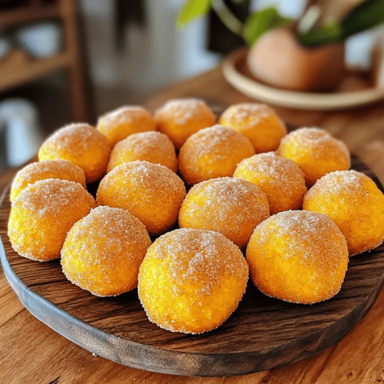 Um die besten Kürbis-Zimt-Zucker-Donutlöcher zu machen, brauchst du folgende Zutaten: - 1 Tasse Kürbispüree aus der Dose - 2 Tassen Weizenmehl - 1/2 Tasse weißer Zucker - 1/4 Tasse brauner Zucker - 1 Esslöffel Backpulver - 1 Teelöffel Zimt, gemahlen - 1/2 Teelöffel Muskatnuss, gemahlen - 1/2 Teelöffel Piment, gemahlen - 1/2 Teelöffel Salz - 1/2 Tasse Milch - 1 großes Ei - 1/4 Tasse ungesalzene Butter, geschmolzen - 1 Esslöffel Vanilleextrakt Diese Zutaten sorgen für einen tollen Geschmack und eine perfekte Textur. Um die Donutlöcher noch besser zu machen, benutze diese Zutaten zum Wälzen: - 1/2 Tasse weißer Zucker (zum Wälzen) - 2 Teelöffel Zimt (zum Wälzen) Diese Mischung macht die Donutlöcher süß und aromatisch. Für die Zubereitung der Donutlöcher benötigst du einige Küchenutensilien: - Große Rührschüssel - Separate Schüssel - Schneebesen - Spatel - Fritteuse oder großer Topf - Schaumlöffel - Keksausstecher oder deine Hände Mit diesen Utensilien wird das Kochen einfach und angenehm. Bereite dich vor und freue dich auf den Spaß beim Kochen! Zuerst nehmen Sie eine große Rührschüssel. Geben Sie das Weizenmehl, den weißen Zucker, den braunen Zucker, das Backpulver, Zimt, Muskatnuss, Piment und Salz hinein. Mischen Sie alles gut. Achten Sie darauf, dass keine Klumpen bleiben. Diese Mischung ist die Basis für Ihre Donutlöcher. Nehmen Sie eine separate Schüssel. Hier kommt das Kürbispüree, die Milch, das Ei, die geschmolzene Butter und der Vanilleextrakt hinein. Verwenden Sie einen Schneebesen und rühren Sie alles gut um. Ziel ist eine glatte und homogene Mischung. So verbinden sich die Zutaten gut. Gießen Sie die feuchten Zutaten in die Schüssel mit den trockenen Zutaten. Nehmen Sie einen Spatel und heben Sie alles vorsichtig unter. Rühren Sie nicht zu stark, der Teig sollte dick und leicht klumpig sein. Nehmen Sie dann etwa einen Esslöffel Teig und formen Sie kleine Kugeln. Diese Kugeln sind Ihre Donutlöcher. Erhitzen Sie Pflanzenöl in einem großen Topf oder einer Fritteuse auf 175°C. Wenn das Öl heiß ist, geben Sie vorsichtig einige Donutlöcher hinein. Achten Sie darauf, den Topf nicht zu überfüllen. Frittieren Sie die Donutlöcher etwa 3-4 Minuten lang. Wenden Sie sie gelegentlich, bis sie goldbraun sind. Nehmen Sie die Donutlöcher mit einem Schaumlöffel heraus und lassen Sie sie auf einem mit Papierhandtüchern ausgelegten Teller abtropfen. Mischen Sie in einer flachen Schüssel den weißen Zucker und Zimt für die Wälzung. Solange die Donutlöcher warm sind, wälzen Sie sie in dieser Mischung. Achten Sie darauf, dass sie vollständig bedeckt sind. Jetzt sind Ihre Kürbis-Zimt-Zucker-Donutlöcher bereit, serviert zu werden. Um die beste Konsistenz für den Teig zu erreichen, mische die trockenen Zutaten gut. Achte darauf, dass du das Mehl, den Zucker und die Gewürze gleichmäßig verteilst. Wenn du die feuchten Zutaten hinzufügst, rühre vorsichtig. Der Teig sollte dick und klumpig sein. Wenn er zu flüssig ist, werden die Donutlöcher nicht die richtige Form behalten. Lass es also klumpig, um die perfekte Textur zu erzielen. Frittieren erfordert etwas Geduld. Wenn du zu viele Donutlöcher auf einmal ins Öl gibst, kühlen sie das Öl ab. Dadurch werden sie nicht gleichmäßig gar. Frittiere nur 3-4 auf einmal. So bleiben sie schön goldbraun und knusprig. Verwende einen Schaumlöffel, um sie vorsichtig ins Öl zu geben und zu drehen. Wenn du keine besonderen Zutaten zur Hand hast, gibt es Alternativen. Anstelle von Weizenmehl kannst du auch glutenfreies Mehl verwenden. Für eine vegane Version ersetze das Ei durch Apfelmus oder einen Leinsamen-Ersatz. Du kannst auch Pflanzenmilch anstelle von Kuhmilch verwenden. Damit kannst du deine Donutlöcher an besondere Diäten anpassen und trotzdem den leckeren Geschmack beibehalten. {{image_4}} Möchten Sie eine glutenfreie Version? Das ist einfach! Ersetzen Sie das Weizenmehl mit glutenfreiem Mehl. Achten Sie darauf, dass das Mehl eine gute Bindung hat. Eine Mischung aus Reismehl und Kartoffelstärke funktioniert gut. Das Ergebnis bleibt lecker und saftig. Für eine vegane Variante tauschen Sie das Ei gegen einen Leinsamen-Ersatz aus. Mischen Sie einen Esslöffel gemahlenen Leinsamen mit drei Esslöffeln Wasser. Lassen Sie es fünf Minuten quellen. Verwenden Sie pflanzliche Milch und Butter, um den Rest des Rezepts vegan zu halten. Ihre Donutlöcher werden trotzdem fluffig und köstlich sein. Experimentieren Sie mit verschiedenen Gewürzen für neue Geschmäcker. Fügen Sie Ingwer für eine scharfe Note hinzu oder verwenden Sie Anis für ein warmes Aroma. Sie können auch einen Hauch von Kakao oder Vanilleextrakt hinzufügen. Seien Sie kreativ und finden Sie Ihre eigene Lieblingskombination! Um die Kürbis-Zimt-Zucker-Donutlöcher frisch zu halten, lege sie in einen luftdichten Behälter. Du kannst sie bis zu drei Tage im Kühlschrank aufbewahren. Achte darauf, dass sie gut abgekühlt sind, bevor du sie verpackst. So verhinderst du, dass sie matschig werden. Wenn du eine größere Menge gemacht hast, kannst du die Donutlöcher auch einfrieren. Lege sie nach dem Abkühlen in einen Gefrierbeutel. Stelle sicher, dass die Luft raus ist. So bleiben sie bis zu drei Monate frisch. Wenn du sie essen möchtest, lasse sie einfach bei Raumtemperatur auftauen. Um die beste Textur zu erhalten, erwärme die Donutlöcher kurz in der Mikrowelle. Eine halbe Minute reicht oft aus. Du kannst auch einen Toaster verwenden, um sie leicht knusprig zu machen. Wälze sie wieder in Zucker und Zimt, wenn du den frisch gebackenen Geschmack möchtest. Um die Donutlöcher frisch zu halten, lege sie in einen luftdichten Behälter. Du kannst sie so bis zu drei Tage aufbewahren. Wenn du die Donutlöcher länger bewahren möchtest, lege sie in den Kühlschrank. Vor dem Servieren kannst du sie kurz aufwärmen, um die Frische zurückzubringen. Ja, du kannst die Donutlöcher auch im Ofen backen! Heize den Ofen auf 180 °C vor. Fülle den Teig in ein Donutblech und backe sie etwa 10-12 Minuten. Achte darauf, sie leicht goldbraun zu backen. Sie werden weniger fettig sein, aber immer noch lecker. Die Donutlöcher kannst du nach Belieben füllen! Beliebte Optionen sind: - Schokoladencreme - Erdnussbutter - Fruchtmarmelade - Vanillepudding Sei kreativ und finde deine Lieblingsfüllung! Zusammenfassend habe ich die Hauptzutaten, Zubereitung und Tipps für Kürbis-Zimt-Zucker-Donutlöcher mit dir geteilt. Das Rezept ist einfach und macht viel Spaß. Du kannst die Donutlöcher anpassen, um sie glutenfrei oder vegan zu machen. Die Lagerung ist auch kein Problem, wenn du die richtigen Tipps befolgst. Probiere neue Gewürze aus und genieße diese leckeren Donutlöcher. Viel Spaß beim Frittieren und Teilen!