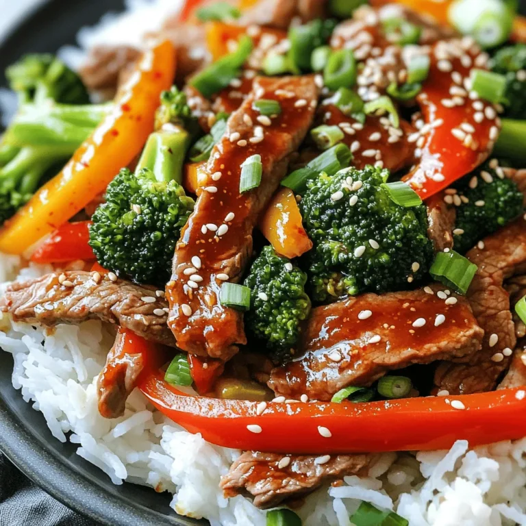 - 450 g Flankensteak, dünn geschnitten - 2 Esslöffel Gochujang (Koreanische Chilipaste) - 1 Paprika (nach Wahl), in Streifen geschnitten - 1 Tasse Brokkoliröschen Das Flankensteak ist zart und voller Geschmack. Es passt perfekt zu Gochujang. Diese Chilipaste gibt dem Gericht ein würziges Aroma. Du kannst jede Paprika verwenden, um die Farben zu variieren. Brokkoli bringt eine schöne Textur und macht das Gericht gesund. - 1 Esslöffel Sojasauce - 1 Esslöffel Sesamöl - 2 Teelöffel Honig - 2 Knoblauchzehen, fein gehackt - 2,5 cm frischer Ingwer, gerieben - 1 Esslöffel Pflanzenöl Sojasauce fügt Tiefe hinzu. Sesamöl bringt einen nussigen Geschmack. Honig sorgt für eine süße Note. Knoblauch und Ingwer machen das Gericht aromatisch und frisch. Pflanzenöl ist wichtig, um das Fleisch anzubraten. - 2 Frühlingszwiebeln, in Ringe geschnitten - Sesamsamen zur Dekoration - Gekochter Reis zum Servieren Frühlingszwiebeln geben einen frischen Crunch. Sesamsamen fügen eine schöne Optik und einen nussigen Geschmack hinzu. Gekochter Reis ist die perfekte Basis, um die Aromen aufzunehmen. Gleich zu Beginn mische ich die Marinade. Ich nehme Gochujang, Sojasauce, Sesamöl, Honig, Knoblauch und Ingwer. In einer Schüssel vermenge ich alles gut. Achte darauf, dass die Zutaten gleichmäßig verteilt sind. Diese Marinade gibt dem Rindfleisch einen tollen Geschmack. Jetzt kommt das Flankensteak ins Spiel. Ich schneide es dünn und lege es in die Marinade. Ich stelle sicher, dass jedes Stück gut bedeckt ist. Lass das Fleisch für zehn Minuten ziehen. So dringen die Aromen richtig ein. Ich erhitze eine große Pfanne bei mittlerer Hitze. Dann füge ich das Pflanzenöl hinzu. Wenn das Öl heiß ist, gebe ich das marinierte Rindfleisch hinein. Ich brate es zwei bis drei Minuten an. Es sollte schön braun werden. Jetzt wird es bunt! Ich nehme die geschnittene Paprika und die Brokkoliröschen. Diese gebe ich in die Pfanne. Ich brate alles zusammen für drei bis vier Minuten. Das Gemüse sollte zart sein, und das Rindfleisch gut durchgegart. Das Gericht ist fast fertig. Ich nehme die Pfanne vom Herd und füge die geschnittenen Frühlingszwiebeln hinzu. Dann streue ich Sesamsamen darüber. Jetzt serviere ich das Rindfleisch über dem gekochten Reis. Für den letzten Schliff träufle ich die restliche Sauce aus der Pfanne darüber. Warum 10 Minuten ideal sind: Zehn Minuten sind perfekt, um das Flankensteak zu marinieren. In dieser Zeit nimmt das Fleisch die Aromen der Marinade auf. Gochujang, Sojasauce, und Honig vereinen sich, um einen tollen Geschmack zu erzeugen. Zu lange Marinieren kann das Fleisch zäh machen. Zehn Minuten sind genug für zarte, würzige Stücke. Temperatur und Technik: Die Pfanne muss heiß sein, um das Steak gut anzubraten. Stelle die Hitze auf mittelhoch und füge das Pflanzenöl hinzu. Achte darauf, dass das Öl schimmert, bevor du das Fleisch hinzufügst. Brate das Rindfleisch in kleinen Portionen. So bleibt die Temperatur konstant. Das Steak brät schnell, in etwa zwei bis drei Minuten. Das sorgt für eine schöne Kruste. Weitere Gemüsesorten und Proteine: Du kannst viele Gemüsesorten hinzufügen. Brokkoli und Paprika sind klasse, aber auch Karotten oder Zucchini passen gut. Wenn du kein Rindfleisch magst, probiere Tofu, Hähnchen oder Schweinefleisch. Diese Variationen machen dein Gericht spannend und lecker. {{image_4}} Wenn du eine fleischfreie Variante suchst, probiere Tofu oder Tempeh. Beide sind tolle Alternativen. Sie nehmen die Marinade gut auf und bieten eine ähnliche Textur. Schneide sie in Würfel und mariniere sie wie das Rindfleisch. Brate sie dann in der Pfanne an, bis sie goldbraun sind. So erhältst du ein leckeres Gericht ohne Fleisch. Die Schärfe des Gerichts kannst du leicht anpassen. Möchtest du es milder? Verwende weniger Gochujang. Für eine schärfere Note, füge mehr hinzu. Du kannst auch etwas Chili-Pulver oder frische Chilis einstreuen. So findest du die perfekte Balance für deinen Geschmack. Wenn du eine andere Basis suchst, probiere Quinoa oder Nudeln. Quinoa ist gesund und hat einen nussigen Geschmack. Koche sie einfach wie Reis und serviere das Rindfleisch darauf. Nudeln, wie Udon oder Reisnudeln, passen auch gut. Sie nehmen die Sauce gut auf und machen das Gericht sättigender. Nach dem Kochen bleibt das Gochujang-Rindfleisch für 3 bis 4 Tage frisch. Lass das Gericht zuerst auf Raumtemperatur abkühlen, bevor du es in den Kühlschrank stellst. Verwende einen luftdichten Behälter, um Feuchtigkeit zu speichern und den Geschmack zu bewahren. So bleibt das Essen schmackhaft und sicher zu essen. Um das Gericht einzufrieren, lass es komplett abkühlen. Fülle die Reste in einen gefriergeeigneten Behälter oder in Gefrierbeutel. Achte darauf, die Luft zu entfernen, um Gefrierbrand zu vermeiden. Das Gochujang-Rindfleisch hält im Gefrierfach bis zu 3 Monate. Vergiss nicht, das Datum auf dem Behälter zu notieren. So behältst du den Überblick. Um das Gericht aufzuwärmen, gibt es einige gute Methoden. Die einfachste ist, es in der Mikrowelle zu erwärmen. Stelle die Mikrowelle auf mittlere Hitze und erwärme es in 1-2 Minuten. Rühre das Fleisch zwischendurch um. Du kannst auch eine Pfanne benutzen. Erhitze eine kleine Menge Öl in einer Pfanne und füge das Fleisch hinzu. Brate es bei mittlerer Hitze, bis es warm ist. So bleibt das Gericht saftig und lecker. Du kannst das Gochujang-Rindfleisch bis zu drei Tage im Kühlschrank aufbewahren. Stelle sicher, dass du es in einem luftdichten Behälter lagerst. So bleibt es frisch und lecker. Um die Qualität zu sichern, kühle das Gericht innerhalb von zwei Stunden nach dem Kochen. Wenn du Reste hast, erwärme sie gründlich, bevor du sie isst. Ja, du kannst Gochujang ganz einfach selbst machen! Hier ist ein einfaches Rezept: - 1 Tasse rote Chilipaste - 1/2 Tasse Reismehl - 1/2 Tasse Wasser - 1/4 Tasse Sojasauce - 2 Esslöffel Honig oder Zucker Mische alle Zutaten in einem Topf. Koche die Mischung bei mittlerer Hitze, bis sie dick wird. Lass die Paste abkühlen und bewahre sie in einem Glas im Kühlschrank auf. So hast du immer frische Gochujang zur Hand! Verschiedene Beilagen passen gut zu Gochujang-Rindfleisch. Hier sind einige Vorschläge: - Gedämpfter Reis - Gegrilltes Gemüse - Kimchi - Frische Salate - Reisnudeln Diese Beilagen ergänzen den Geschmack des Rindfleischs und sorgen für ein ausgewogenes Essen. Du kannst auch Saucen wie Sojasauce oder Erdnusssauce servieren, um das Gericht abzurunden. Um zusammenzufassen: Dieser Blogbeitrag bietet eine klare Anleitung zur Zubereitung von Gochujang-Rindfleisch. Wir haben die Zutaten, die Zubereitung und hilfreiche Tipps besprochen. Du hast gelernt, wie man das Fleisch richtig marinieren und anbraten kann. Variationen wie vegetarische Optionen und Lagerungstipps erweitern deine Möglichkeiten in der Küche. Experimentiere mit den vorgeschlagenen Varianten und genieße die Vielfalt. Gutes Essen macht Freude und bringt Menschen zusammen.