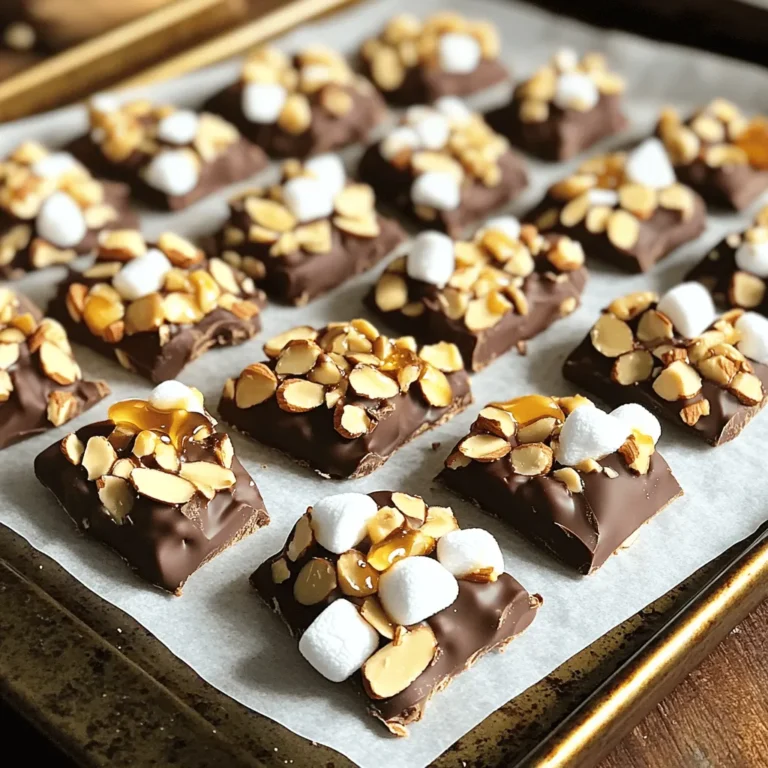 Für die Herstellung deiner Erdnussbutter-Cluster brauchst du folgende Hauptzutaten: - 1 Tasse cremige Erdnussbutter - 1 Tasse Zartbitterschokoladenstückchen - 1 Tasse Haferflocken - 1/2 Tasse gehackte Nüsse (Mandeln oder Walnüsse) - 1/2 Tasse Mini-Marshmallows - 1/4 Tasse Honig oder Ahornsirup - 1/4 Teelöffel Meersalz Diese Zutaten ergeben einen leckeren Snack. Die Erdnussbutter gibt einen tollen Geschmack. Die Schokolade fügt eine süße Note hinzu. Die Haferflocken sorgen für die richtige Struktur. Falls du Erdnüsse nicht magst oder allergisch bist, gibt es Alternativen: - Mandelbutter - Cashewbutter - Sonnenblumenbutter Jede dieser Optionen bringt ihren eigenen Geschmack. Mandelbutter hat einen milden, süßen Geschmack. Cashewbutter ist cremig und leicht nussig. Sonnenblumenbutter ist eine gute Wahl für Allergiker. Um deine Cluster noch besser zu machen, kannst du zusätzliche Zutaten hinzufügen: - Trockenfrüchte wie Cranberries oder Rosinen - Kokosraspel für einen tropischen Twist - Gewürze wie Zimt für mehr Geschmack Diese Zutaten bieten dir viele Möglichkeiten. Sie helfen, deine Cluster kreativ und lecker zu gestalten. Experimentiere mit verschiedenen Kombinationen und finde deine Lieblingsversion! Zuerst sammelst du alle Zutaten. Du brauchst: - 1 Tasse cremige Erdnussbutter - 1 Tasse Zartbitterschokoladenstückchen - 1 Tasse Haferflocken - 1/2 Tasse gehackte Nüsse (Mandeln oder Walnüsse) - 1/2 Tasse Mini-Marshmallows - 1/4 Tasse Honig oder Ahornsirup - 1/4 Teelöffel Meersalz Vergewissere dich, dass alles bereit ist, bevor du beginnst. So geht es schneller und einfacher. Nehme einen mittleren Topf und stelle ihn auf niedrige Hitze. Gib die Zartbitterschokoladenstückchen und die cremige Erdnussbutter hinein. Rühre ständig. Es ist wichtig, dass die Mischung gleichmäßig schmilzt und glatt wird. Wenn alles geschmolzen ist, nimm den Topf vom Herd. Füge jetzt den Honig oder Ahornsirup und das Meersalz hinzu. Rühre gut um. Diese Schritte machen die Mischung noch leckerer. In einer großen Schüssel vermengst du die Haferflocken, die gehackten Nüsse und die Mini-Marshmallows. Diese Zutaten sorgen für einen tollen Biss. Jetzt gieße die geschmolzene Mischung über die Haferflockenmischung. Rühre alles gut um, damit sich die Zutaten gut vermischen. Lege ein Backblech mit Backpapier aus. Verwende einen Löffel oder einen Ausstecher, um Häufchen auf das Blech zu setzen. Diese Häufchen formen die Cluster. Lass die Cluster für mindestens 30 Minuten im Kühlschrank. So werden sie fest. Wenn sie bereit sind, nimm sie heraus und genieße deine leckeren Snacks! Einen häufigen Fehler machen viele. Sie überhitzen die Schokolade und Erdnussbutter. Das führt zu einer klumpigen Masse. Achte darauf, bei niedriger Hitze zu arbeiten. Rühre die Mischung ständig. Wenn du den Honig hinzufügst, mische gut. So vermeidest du klumpige Cluster. Lager die Cluster in einem luftdichten Behälter. Das hält sie frisch und lecker. Du kannst sie im Kühlschrank aufbewahren. So bleiben sie fest. Wenn du sie länger aufbewahren willst, friere sie ein. So verlierst du keine der köstlichen Aromen. Mach die Cluster ganz nach deinem Geschmack! Füge mehr Nüsse hinzu oder nutze andere Sorten. Mandeln oder Cashews passen gut. Du kannst auch Trockenfrüchte wie Cranberries oder Rosinen verwenden. Experimentiere mit verschiedenen Schokoladensorten. Weiße oder Vollmilchschokolade geben einen neuen Twist. So bleibt dein Snack nie langweilig! {{image_4}} Schokolade macht alles besser. Du kannst deine Erdnussbutter-Cluster in geschmolzene Schokolade tauchen. Nutze Zartbitterschokolade für einen tiefen, reichen Geschmack. Erhitze die Schokolade in einem Topf und tauche die Cluster ein. Lass sie auf Backpapier abkühlen. Diese Variante wird deine Gäste beeindrucken! Hast du Allergien? Kein Problem! Du kannst Erdnüsse durch Sonnenblumenbutter ersetzen. Diese Option ist nussfrei und lecker. Achte darauf, dass alle anderen Zutaten auch allergikerfreundlich sind. Verwende glutenfreie Haferflocken und kontrolliere die Schokolade. So kannst du sicher genießen. Trockenfrüchte bringen Süße und Textur. Füge klein gehackte Datteln oder Cranberries hinzu. Auch andere Nüsse sind eine tolle Wahl. Walnüsse, Haselnüsse oder Cashews passen gut dazu. Diese Variationen machen deine Snacks noch bunter und geschmackvoller! Die beste Temperatur für die Lagerung deiner Erdnussbutter-Cluster ist kühl und trocken. Ein Platz bei Raumtemperatur ist ideal, solange es nicht zu warm ist. Zu hohe Temperaturen lassen die Schokolade schmelzen. Die Cluster bleiben so knusprig und frisch. Du kannst die Cluster im Kühlschrank oder in der Gefriertruhe aufbewahren. Im Kühlschrank bleiben sie etwa eine Woche frisch. In der Gefriertruhe halten sie bis zu drei Monate. Wenn du sie gefrierst, lege sie in einen luftdichten Behälter. So vermeidest du Gefrierbrand. Die Haltbarkeit hängt von der Lagerung ab. Bei richtiger Lagerung bleiben die Cluster lange lecker. Wenn du sie im Kühlschrank aufbewahrst, kannst du sie etwa eine Woche genießen. In der Gefriertruhe sind sie bis zu drei Monate haltbar. Achte auf Anzeichen von Verderb, wie einen unangenehmen Geruch oder Veränderungen in der Textur. Du kannst aus diesem Rezept 12 Cluster machen. Wenn du mehr Snacks brauchst, verdopple einfach die Menge der Zutaten. Das ist leicht zu tun und macht die Zubereitung einfacher. Ja, du kannst andere Süßstoffe verwenden. Honig und Ahornsirup funktionieren gut. Du kannst auch Agavendicksaft ausprobieren. Achte darauf, dass die Konsistenz gleich bleibt. Ja, die Erdnussbutter-Cluster sind glutenfrei, wenn du glutenfreie Haferflocken verwendest. Überprüfe die Verpackung, um sicherzustellen, dass sie kein Gluten enthalten. So kannst du die Snacks ohne Bedenken genießen. Erdnussbutter-Cluster sind einfach und lecker. Wir haben die Hauptzutaten, Alternativen und Verfeinerungen besprochen. Ich gab euch eine Schritt-für-Schritt-Anleitung und teilte Tipps, um Fehler zu vermeiden. Zudem habe ich Variationen und Lagerungshinweise vorgestellt. Diese süßen Snacks sind vielseitig und leicht anpassbar. Probiert sie aus und findet eure Lieblingskombination. Viel Spaß beim Naschen!