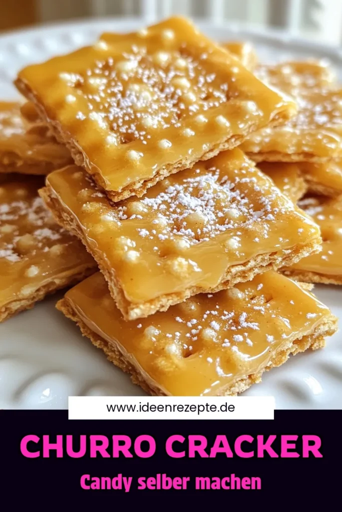 Entdecken Sie das köstliche Churro Cracker Candy, ein einfaches Backrezept, das Ihre Süßigkeitenliebhaber begeistern wird! Dieses Graham-Kekse Rezept kombiniert die Süße von Puderzucker mit leckerem Zimt für ein unwiderstehliches Dessert. Perfekt für Partys oder einfach als Snack für zwischendurch. Probieren Sie dieses Rezept für Churros jetzt aus und lassen Sie sich verführen! Speichern Sie das Rezept für später! #ChurroCrackerCandy #GrahamKekseRezept #SüßigkeitenmitPuderzucker #einfachesBackrezept