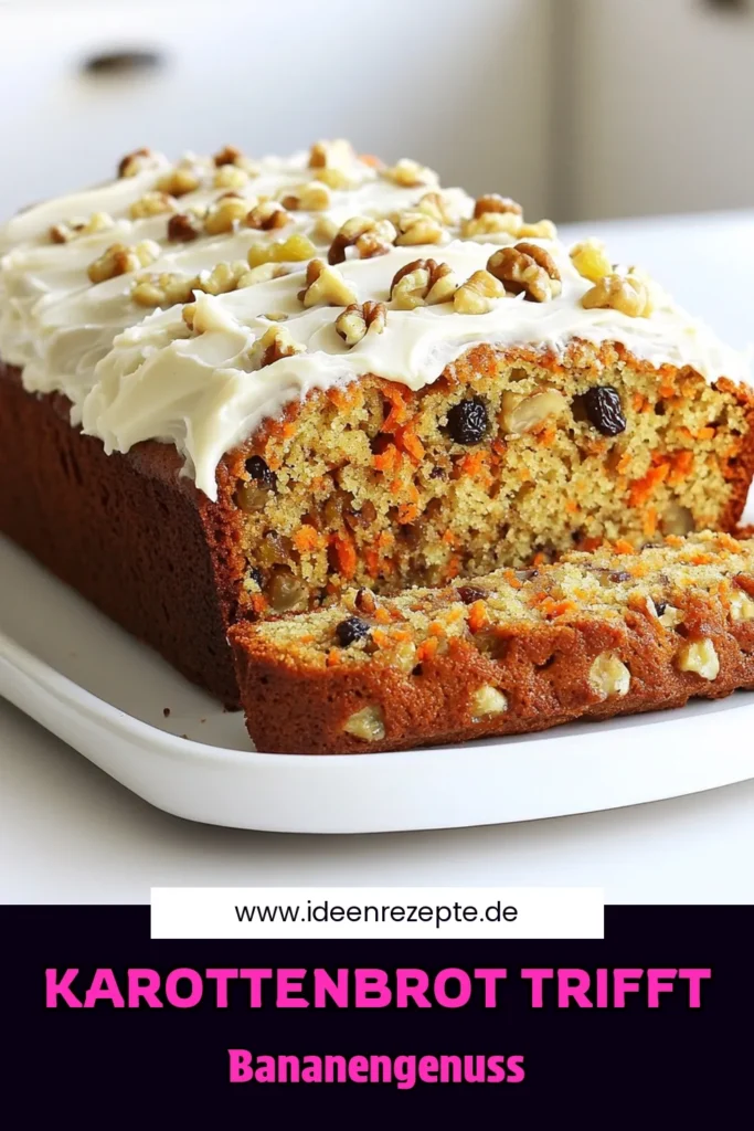 Entdecken Sie das perfekte Rezept für Karottenkuchen-Bananenbrot und genießen Sie die köstliche Kombination aus Banane und Karotte! Diese einfache und leckere Backanleitung führt Sie Schritt für Schritt zu einem saftigen Brot, das ideal für jede Gelegenheit ist. Überraschen Sie Ihre Familie und Freunde mit diesem unwiderstehlichen Genuss. Klicken Sie, um das vollständige Rezept und tolle Präsentationstipps zu entdecken! #KarottenkuchenBananenbrot #Backen #Rezeptideen #Küchenliebe