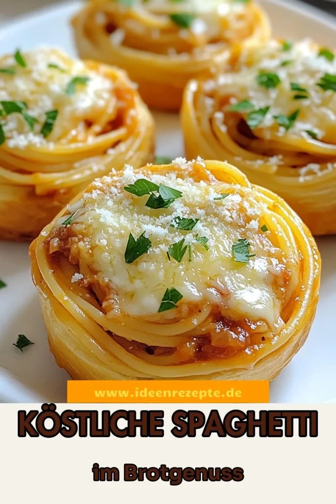 Entdecken Sie unser köstliches Rezept für Spaghetti Brot Schalen! Diese italienische Delikatesse kombiniert gefüllte Brötchen mit saftigen Spaghetti mit Marinara und ist perfekt für ein einfaches Pasta Gericht. Mit einem Hauch von Knoblauch und Käse sind diese Knoblauchbrot Rezept Ideen ein echter Genuss. Bereiten Sie diese schnellen und einfachen Brötchen gefüllt mit Spaghetti vor und beeindrucken Sie Ihre Gäste! Lassen Sie sich von diesem Rezept inspirieren und speichern Sie es! #SpaghettiBrotSchalen #KnoblauchbrotRezept #einfachePastaGerichte #italienischeBrötchen
