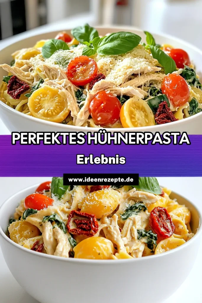 Entdecken Sie das perfekte Komfortgericht mit dieser langsam gekochten cremigen toskanischen Hühnerpasta! Mit saftigen Hähnchenbrustfilets, frischem Spinat und aromatischen Tomaten ist dieses Rezept einfach zuzubereiten und wird Ihre Familie begeistern. Perfekt für einen entspannten Abend zu Hause. Klicken Sie jetzt, um das vollständige Rezept zu erfahren und Ihre nächste Mahlzeit zu planen! #Hühnerpasta #LangsamKochen #ToskanischeKüche #EinfacheRezepte