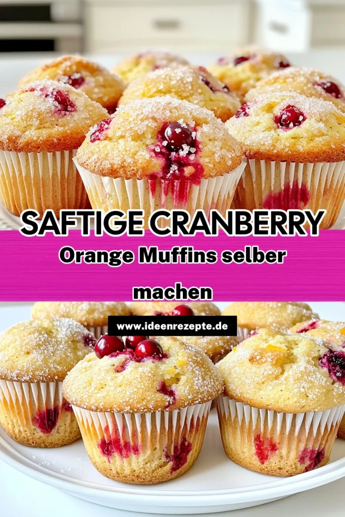 Entdecke unser Rezept für Bakery Style Cranberry Orange Muffins, die perfekt für den Snack zwischendurch oder zum Frühstück sind! Mit saftigen Cranberries und erfrischender Orangennote, sind diese Muffins ein Geschmackserlebnis. Lass dir diese einfache Anleitung nicht entgehen und verwöhne deine Lieben! Klicke jetzt, um das vollständige Rezept und weitere Backtipps zu sehen! #CranberryMuffins #OrangenMuffins #Backen #MuffinRezepte