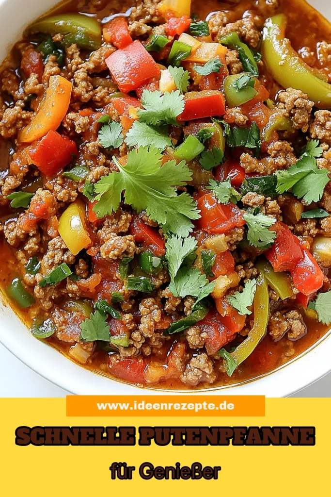 Entdecken Sie dieses köstliche gemahlene Putenfleisch Rezept mit Paprika für ein schnelles Abendessen. Diese würzige Putenpfanne ist perfekt für alle, die gesunde Quinoa Rezepte lieben. In nur 30 Minuten zaubern Sie ein gesundes Pfannengericht mit Paprika, das der ganzen Familie schmeckt. Probieren Sie es aus und speichern Sie das Rezept für ein einfaches, schnelles Gericht! #Putenfleisch #Pfannengericht #QuinoaRezept #schnellesAbendessen