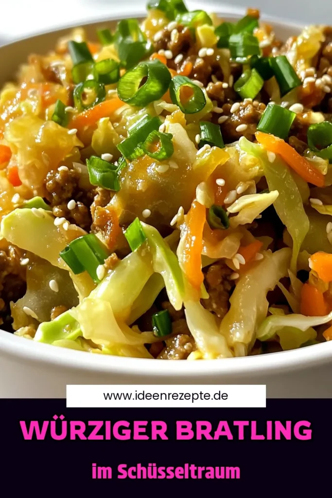 Entdecke das köstliche Rezept für ein Sizzling Egg Roll in a Bowl! Mit magerem Truthahn oder Hähnchen, frischem Krautsalat und aromatischen Gewürzen zauberst du in nur 20 Minuten ein gesundes und leckeres Gericht. Perfekt für eine schnelle Mahlzeit oder zum Teilen mit Freunden. Klicke hier, um die vollständige Anleitung zu erhalten und zaubere noch heute dieses Geschmackserlebnis! #EggRollInABowl #GesundeRezepte #SchnelleGerichte #Kochideen