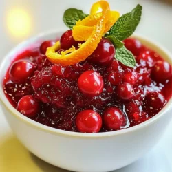 Für die Cranberry Orange Ginger Sauce brauchst du einige einfache Hauptzutaten: - 340 g frische Cranberries, gründlich gespült - 240 ml frisch gepresster Orangensaft - Abgeriebene Schale von 1 Orange - 1 Esslöffel frisch geriebener Ingwer - 200 g Zucker, nach Geschmack anpassen - 60 ml Wasser Diese Zutaten bilden die Basis für den frischen und fruchtigen Geschmack. Zusätzlich zu den Hauptzutaten fügen Gewürze und Aromen der Sauce Tiefe hinzu: - 1/2 Teelöffel Zimt - 1/4 Teelöffel Salz Der Zimt bringt Wärme, während das Salz die Aromen ausgleicht. Diese Kombination macht die Sauce besonders lecker. Das Schöne an dieser Sauce ist, dass du die Zutaten nach deinem Geschmack anpassen kannst. - Füge mehr Zucker hinzu, wenn du es süßer magst. - Probiere weniger Orangensaft oder mehr Ingwer für einen stärkeren Geschmack. Mit diesen Anpassungen kannst du die Sauce perfekt auf deine Vorlieben abstimmen. {{ingredient_image_2}} Zuerst benötigen Sie frische Cranberries. Nehmen Sie 340 g und spülen Sie sie gut ab. Dann pressen Sie 240 ml frischen Orangensaft. Die Schale einer Orange reiben Sie für extra Geschmack. Fügen Sie einen Esslöffel frisch geriebenen Ingwer hinzu. Messen Sie 200 g Zucker, 1/2 Teelöffel Zimt und 1/4 Teelöffel Salz. Schließlich brauchen Sie 60 ml Wasser. In einem mittelgroßen Kochtopf geben Sie alle vorbereiteten Zutaten. Stellen Sie den Topf auf mittlere Hitze. Rühren Sie die Mischung gelegentlich um und bringen Sie sie zum Köcheln. Nach 5-7 Minuten platzen die Cranberries. Reduzieren Sie die Hitze. Lassen Sie die Sauce 10-15 Minuten köcheln. Rühren Sie zwischendurch um, bis sie eindickt. Die Cranberries sollten größtenteils zerfallen sein. Nehmen Sie den Topf vom Herd und lassen Sie die Sauce leicht abkühlen. Sie wird beim Abkühlen dicker. Um die perfekte Konsistenz zu erreichen, probieren Sie die Sauce. Fügen Sie nach Bedarf mehr Zucker hinzu, wenn Sie es süßer mögen. Wenn die Sauce zu dick ist, können Sie etwas Wasser hinzufügen. Möchten Sie eine glattere Sauce? Pürieren Sie sie leicht mit einem Stabmixer. So erhalten Sie eine feine Textur. Ein häufiger Fehler ist, die Cranberries nicht gut abzuspülen. Achten Sie darauf, alle Schmutzreste zu entfernen. Ein weiterer Fehler ist, die Sauce zu lange zu kochen. Überkochen macht die Sauce zu dick. Rühren Sie die Mischung regelmäßig um, damit sie gleichmäßig kocht. Sie können die Sauce leicht anpassen. Fügen Sie einige gehackte Nüsse für zusätzlichen Crunch hinzu. Auch eine Prise Chili kann einen schönen Kick bringen. Probieren Sie, andere Zitrusfrüchte wie Limette oder Grapefruit hinzuzufügen. So entstehen neue Geschmäcker, die überraschen. Die Süße der Sauce hängt von Ihrem Geschmack ab. Beginnen Sie mit 200 g Zucker und probieren Sie es. Fügen Sie mehr Zucker hinzu, wenn Sie es süßer mögen. Um die Konsistenz zu ändern, kochen Sie die Sauce länger für eine dickere Textur. Wenn die Sauce zu dick wird, fügen Sie einfach etwas Wasser hinzu. Pro Tipps Frische Zutaten wählen: Verwenden Sie frische, qualitativ hochwertige Cranberries und frisch gepressten Orangensaft für den besten Geschmack. Die Süße anpassen: Probieren Sie die Sauce während des Kochens und passen Sie die Zuckermenge nach Ihrem persönlichen Geschmack an. Ingwer variieren: Für einen intensiveren Geschmack können Sie den frisch geriebenen Ingwer erhöhen oder sogar etwas gemahlenen Ingwer hinzufügen. Vielseitige Verwendung: Diese Sauce eignet sich nicht nur zu festlichen Gerichten, sondern auch als Aufstrich für Sandwiches oder als Topping für Desserts. {{image_4}} Um die Sauce interessanter zu machen, können Sie zusätzliche Aromen hinzufügen. Zum Beispiel passt eine Prise Muskatnuss gut zu den Cranberries. Auch etwas Vanilleextrakt verleiht der Sauce eine süße Note. Wenn Sie es schärfer mögen, probieren Sie einen Spritzer Chili oder Pfeffer. Diese Aromen verleihen Ihrer Sauce einen neuen Charakter. Wenn Sie keine frischen Cranberries finden, können Sie gefrorene verwenden. Sie sind oft auch lecker. Auch der Orangensaft kann durch Zitronensaft ersetzt werden. Das gibt der Sauce einen anderen, aber frischen Geschmack. Für eine weniger süße Sauce können Sie den Zucker durch Honig oder Ahornsirup ersetzen. Diese Alternativen bieten gesunde Optionen. Im Herbst und Winter sind frische Cranberries leicht zu finden. Aber im Sommer können Sie die Sauce mit anderen Früchten machen. Verwenden Sie Erdbeeren oder Himbeeren für eine sommerliche Note. Auch Pfirsiche sind eine tolle Wahl. Diese saisonalen Variationen bringen Abwechslung auf den Tisch und machen die Sauce das ganze Jahr über interessant. Nachdem Sie die Cranberry Orange Ginger Sauce zubereitet haben, lassen Sie sie etwas abkühlen. Füllen Sie die Sauce in ein sauberes Glas oder eine Schüssel. Decken Sie es gut ab. Im Kühlschrank bleibt die Sauce frisch für etwa eine Woche. Wenn Sie die Sauce warm servieren möchten, können Sie sie kurz in der Mikrowelle erwärmen. Wenn Sie mehr Sauce gemacht haben, als Sie benötigen, können Sie sie auch einfrieren. Lassen Sie die Sauce vollständig abkühlen, bevor Sie sie einfüllen. Nutzen Sie einen luftdichten Behälter oder Gefrierbeutel. So bleibt die Sauce bis zu drei Monate haltbar. Denken Sie daran, die Sauce vor dem Gebrauch im Kühlschrank über Nacht aufzutauen. Die Haltbarkeit der Sauce hängt von der Lagerung ab. Im Kühlschrank hält sie bis zu einer Woche. Im Gefrierfach bleibt sie bis zu drei Monate gut. Achten Sie darauf, die Sauce gut zu überprüfen, bevor Sie sie verwenden. Wenn sie ungewöhnlich riecht oder aussieht, sollten Sie sie nicht essen. Die Sauce braucht insgesamt etwa 30 Minuten. Die Vorbereitungszeit beträgt 10 Minuten. Das Kochen dauert etwa 20 Minuten. Wenn die Cranberries aufplatzen, reduzieren Sie die Hitze. Lassen Sie die Sauce weiter köcheln, bis sie dick wird. Ja, Sie können die Sauce im Voraus machen. Sie bleibt im Kühlschrank bis zu einer Woche frisch. Bereiten Sie sie einfach vor und bewahren Sie sie in einem luftdichten Behälter auf. Vor dem Servieren können Sie sie leicht erwärmen oder kalt genießen. Die Sauce passt hervorragend zu vielen Gerichten. Servieren Sie sie zu gebratenem Truthahn oder Hähnchen. Sie eignet sich auch gut als Aufstrich für festliche Sandwiches. Experimentieren Sie mit Käseplatten oder verwenden Sie die Sauce in Salaten. In diesem Artikel haben wir alle wichtigen Aspekte zur Cranberry Orange Ginger Sauce behandelt. Wir haben die Zutaten, die Zubereitungsschritte und viele hilfreiche Tipps besprochen. Denken Sie daran, die Gewürze nach Ihrem Geschmack anzupassen. Vermeiden Sie häufige Fehler und probieren Sie verschiedene Variationen aus. Lagern Sie Ihre Sauce richtig, um die Haltbarkeit zu maximieren. Kochen ist ein kreativer Prozess, also seien Sie mutig und experimentieren Sie. Genießen Sie Ihr Ergebnis!