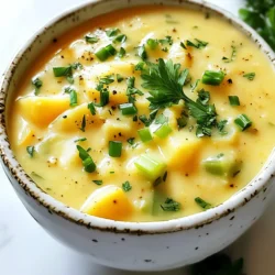 - 4 mittelgroße Russet-Kartoffeln, geschält und gewürfelt - 4 Tassen Gemüsebrühe - 1 Tasse Schlagsahne Die Hauptzutaten sind einfach zu finden. Russet-Kartoffeln geben der Suppe einen tollen Geschmack. Sie machen die Suppe cremig und sättigend. Gemüsebrühe sorgt für eine gesunde Basis. Sie füllt die Suppe mit Geschmack, ohne sie schwer zu machen. Schlagsahne bringt die Suppe auf die nächste Stufe. Sie fügt eine reichhaltige Textur hinzu. - 1 mittelgroße Zwiebel, fein gehackt - 2 Knoblauchzehen, fein gehackt - 1 Esslöffel Cajun-Gewürzmischung Die Zwiebel gibt der Suppe eine süße Note. Sie macht die Basis geschmackvoll. Knoblauch bringt ein kräftiges Aroma. Diese beiden Zutaten sind wichtig für den Geschmack. Die Cajun-Gewürzmischung macht die Suppe besonders. Sie fügt eine würzige Tiefe hinzu, die jeder lieben wird. - 2 Frühlingszwiebeln, gehackt (zum Garnieren) - Frische Petersilie, gehackt (zum Garnieren) Die Garnierungen sind der letzte Schliff. Frühlingszwiebeln geben einen frischen Biss. Sie bringen Farbe und einen milden Geschmack. Frische Petersilie sorgt für einen schönen Kontrast. Sie macht die Suppe einladend und lecker. So wird jede Schüssel zum Genuss. {{ingredient_image_2}} - Kartoffeln schälen und würfeln: Beginne mit 4 mittelgroßen Russet-Kartoffeln. Schäle sie gründlich. Dann schneide sie in kleine Würfel. So garen sie gleichmäßig und schnell. - Gemüse hacken: Du brauchst 1 Zwiebel, 2 Knoblauchzehen, 1 Paprika und 2 Stangen Sellerie. Hacke die Zwiebel und den Knoblauch fein. Würfle die Paprika und den Sellerie in kleine Stücke. Frisches, gehacktes Gemüse bringt viel Geschmack in die Suppe. - Gemüse anbraten: Erhitze 1 Esslöffel Olivenöl in einem großen Topf bei mittlerer Hitze. Füge die Zwiebel, Paprika und Sellerie hinzu. Brate das Gemüse 5-7 Minuten an, bis es weich ist. Dann gib den gehackten Knoblauch dazu. Dünste alles für eine weitere Minute, bis es duftet. - Brühe hinzufügen und köcheln lassen: Jetzt kommen die gewürfelten Kartoffeln in den Topf. Füge 4 Tassen Gemüsebrühe, 1 Esslöffel Cajun-Gewürzmischung und 1 Teelöffel geräuchertes Paprika-Pulver hinzu. Bringe die Mischung zum Kochen. Reduziere dann die Hitze und lasse es 20 Minuten köcheln. Die Kartoffeln sollten weich sein. - Suppe pürieren: Wenn die Kartoffeln gar sind, nimm einen Stabmixer. Püriere die Suppe, bis sie die gewünschte Konsistenz hat. Alternativ kannst du die Suppe portionsweise in einen Standmixer geben. - Schlagsahne einrühren: Rühre 1 Tasse Schlagsahne in die pürierte Suppe ein. Schmecke die Suppe mit Salz und Pfeffer ab. Erwärme sie noch 5 Minuten, damit die Aromen gut durchziehen. Jetzt ist deine Cajun Potato Soup bereit, um serviert zu werden! Um die perfekte Konsistenz der Suppe zu erreichen, empfehle ich die Verwendung eines Stabmixers. Dieser Mixer macht es leicht, die Suppe direkt im Topf zu pürieren. Achte darauf, die Suppe nur kurz zu mixen, damit sie nicht zu flüssig wird. Wenn du keinen Stabmixer hast, keine Sorge! Du kannst die Suppe auch portionsweise in einem normalen Mixer pürieren. Lass die Suppe etwas abkühlen, bevor du sie in den Mixer gibst. So vermeidest du Spritzer. Um die Aromen zu verbessern, kannst du zusätzliche Gewürze hinzufügen. Eine Prise Cayennepfeffer bringt mehr Schärfe in die Suppe. Auch eine Prise Kreuzkümmel kann den Geschmack intensivieren. Frische Kräuter sind ebenfalls eine tolle Wahl. Füge am Ende frische Petersilie oder Thymian hinzu. Diese Kräuter geben der Suppe eine frische Note und sehen toll aus! Für die Beilagen empfehle ich knuspriges Brot oder Cracker. Diese passen perfekt zu der cremigen Suppe. Präsentiere die Suppe in tiefen Tellern. Garniere sie mit gehackten Frühlingszwiebeln und frischer Petersilie. Ein Spritzer frischer Zitronensaft kann den Geschmack noch mehr aufpeppen. Das macht die Suppe nicht nur lecker, sondern auch schön anzusehen! Pro Tipps Kartoffeln richtig wählen: Verwenden Sie festkochende Kartoffeln wie Russet oder Yukon Gold für eine cremige Konsistenz. Für mehr Geschmack: Lassen Sie die Suppe nach dem Pürieren noch etwas köcheln, damit sich die Aromen voll entfalten können. Vegane Option: Ersetzen Sie die Schlagsahne durch Kokosmilch oder eine pflanzliche Sahne, um eine vegane Variante zu kreieren. Garnierungen variieren: Fügen Sie geröstete Speckstücke oder Käse für zusätzlichen Geschmack hinzu, wenn gewünscht. {{image_4}} Für eine vegetarische Variante tauschen Sie die Gemüsebrühe gegen eine Gemüsebrühe ohne tierische Produkte. Dies gibt der Suppe einen frischen, leichten Geschmack. Sie können auch weitere Gemüsesorten hinzufügen. Brokkoli oder Karotten passen gut. Diese Gemüse bringen Farbe und zusätzliche Nährstoffe. Wenn Sie es schärfer mögen, fügen Sie scharfe Chilis hinzu. Sie können frische Chilis oder getrocknete verwenden. Achten Sie darauf, die Menge nach Ihrem Geschmack anzupassen. Eine stärkere Cajun-Gewürzmischung kann auch den Kick bringen. Mischen Sie mehr Paprika oder Cayennepfeffer hinein, um die Schärfe zu erhöhen. Toppings machen das Essen besonders. Croutons sorgen für einen knusprigen Biss. Sie können sie selbst oder fertig kaufen. Käse ist auch eine tolle Ergänzung. Cheddar oder Gouda schmelzen gut und geben viel Geschmack. Probieren Sie beides für eine leckere Kombination! Nach dem Kochen sollten Sie die Suppe sofort abkühlen. Füllen Sie die Suppe in einen luftdichten Behälter. Lassen Sie sie auf Raumtemperatur abkühlen, bevor Sie sie in den Kühlschrank stellen. Die Suppe bleibt im Kühlschrank bis zu fünf Tage frisch. Überprüfen Sie immer den Geruch oder die Farbe, bevor Sie sie essen. Um die Suppe einzufrieren, verwenden Sie gefriergeeignete Behälter oder spezielle Gefrierbeutel. Füllen Sie die Behälter nur drei Viertel voll, da die Suppe beim Einfrieren ausdehnt. Die Suppe hält sich bis zu drei Monate im Gefrierfach. Um die gefrorene Suppe aufzutauen, legen Sie sie über Nacht in den Kühlschrank. Sie können die Suppe auch in der Mikrowelle auf niedriger Stufe auftauen. Erhitzen Sie die Suppe in einem Topf bei mittlerer Hitze, bis sie heiß ist. Rühren Sie gelegentlich um, um eine gleichmäßige Erwärmung zu gewährleisten. Um die Suppe vegan zu machen, ersetzen Sie die Schlagsahne durch Kokosmilch oder eine pflanzliche Sahne. Diese Optionen geben der Suppe eine cremige Textur. Für Gemüse können Sie Karotten, Zucchini oder Blumenkohl verwenden. Diese Gemüse passen gut zum Cajun-Geschmack. Ja, Sie können andere Kartoffelsorten nutzen. Zum Beispiel sind Yukon Gold-Kartoffeln weich und cremig. Sie geben der Suppe einen reichen Geschmack. Auch rote Kartoffeln sind eine gute Wahl. Sie behalten ihre Form gut und sorgen für eine interessante Textur. Die gesamte Zubereitungszeit beträgt etwa 45 Minuten. Die Vorbereitung der Zutaten dauert rund 15 Minuten. Das Kochen der Suppe benötigt dann etwa 30 Minuten. Sie können die Suppe schnell zubereiten und sie dann genießen. Zusammengefasst haben wir die köstliche Suppe mit einfachen Zutaten und einer klaren Anleitung behandelt. Du hast erfahren, wie du sie zubereitest und was du beachten musst. Denke daran, deinen eigenen Ideen bei Variationen und Toppings freien Lauf zu lassen. Jeder kann diese Suppe an seinen Geschmack anpassen. Mit den richtigen Tipps und Tricks wirst du immer wieder Spaß daran haben. Kochen macht Freude, also leg los und genieße deine leckere Kreation!