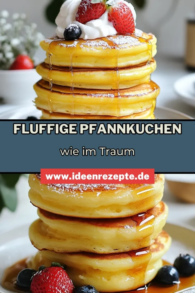 Entdecke, wie du Japanische Soufflé-Pfannkuchen ganz einfach selber machen kannst! Mit diesem fluffigen Pfannkuchen Rezept zauberst du ein leckeres japanisches Frühstück, das leicht und luftig ist. Perfekt für einen besonderen Morgen oder einen süßen Snack. Lass dich inspirieren und genieße die Vielfalt with frischen Früchten oder Ahornsirup. Speichere das Rezept und probiere es aus! #JapanischeSouffléPfannkuchen #FluffigePfannkuchen #SouffléPfannkuchen #LeichtePfannkuchen