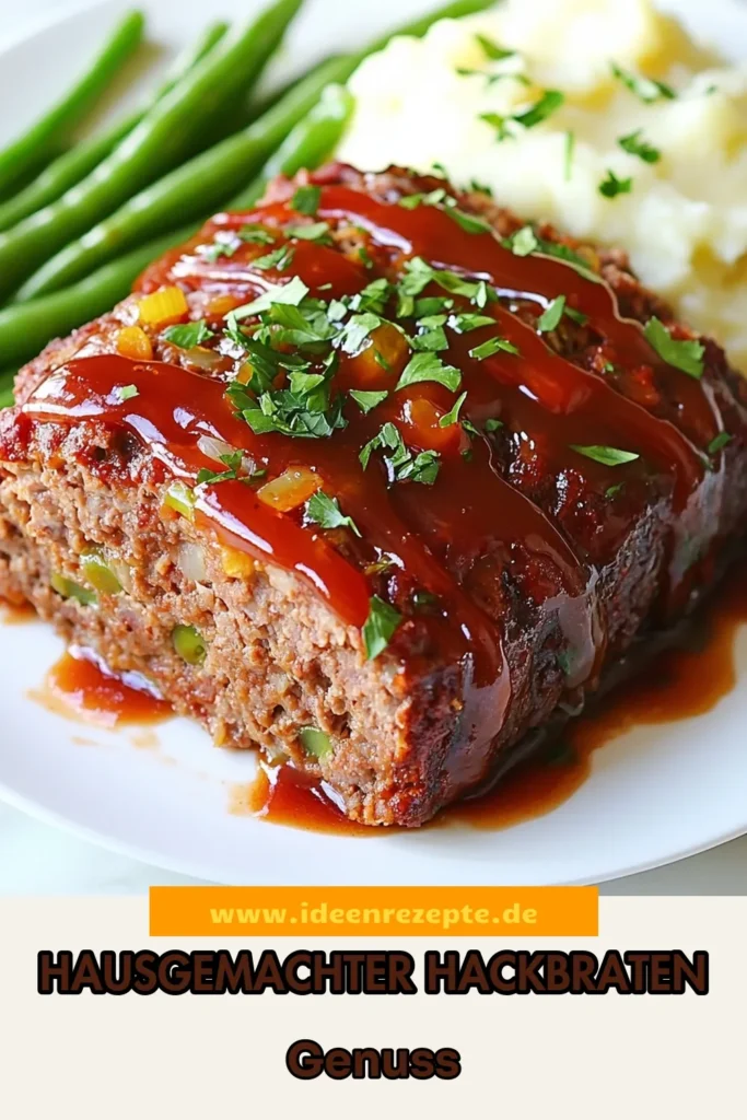 Entdecken Sie unser leckeres Hackbraten Rezept für einen herzhaften Hackbraten, der garantiert alle begeistert! Dieser selbstgemachte Hackbraten aus Rinderhackfleisch und frischem Gemüse ist perfekt für Familienessen. Mit einfachen Zutaten und einer einfachen Zubereitung zaubern Sie ein köstliches Gericht. Probieren Sie es aus und lassen Sie sich von dem Geschmack überzeugen! Speichern Sie dieses Rezept für Ihr nächstes Dinner! #HackbratenRezept #herzhaftesHackbraten #RinderhackfleischRezept #HackbratenMitGemüse