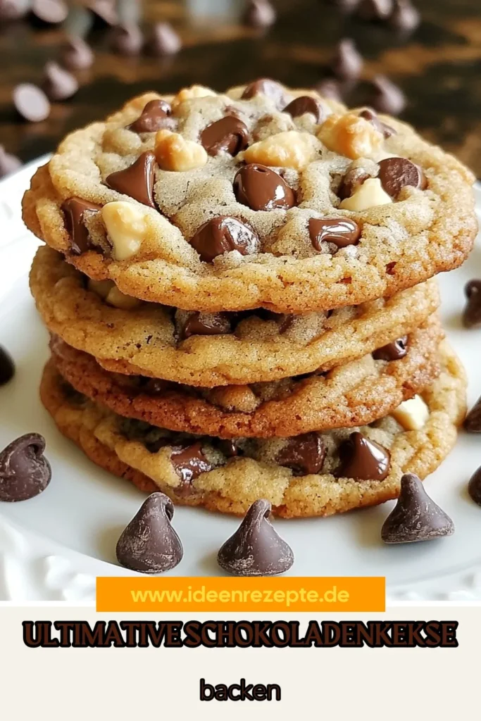 Entdecke das köstliche Rezept für Levain Kekse! Diese Double Chip Cookies sind vollgepackt mit halbherben und Vollmilch-Schokoladenstückchen und optionalen Walnüssen. Ideal für Schokoladenkekse-Liebhaber! Lerne, wie du in nur 35 Minuten diese hausgemachten Cookies ganz einfach selbst backen kannst. Perfekt für jeden Anlass oder einfach zum Genießen. Probiere unser Keksrezept und teile es mit Freunden! #LevainKekse #DoubleChipCookies #Schokoladenkekse #KeksrezeptMitWalnüssen