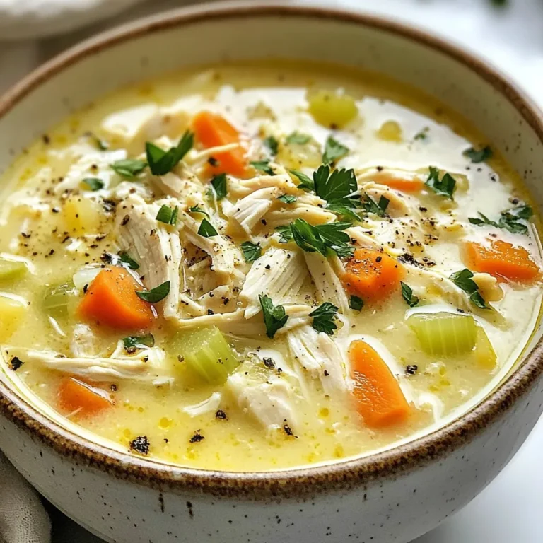 Für Marry Me Chicken Soup brauchen wir: - 2 Hähnchenbrustfilets ohne Haut und Knochen - 4 Tassen Hühnerbrühe - 1 Tasse Wasser - 1 mittelgroße Zwiebel, fein gehackt - 3 Knoblauchzehen, gehackt - 2 Karotten, gewürfelt - 2 Selleriestangen, gewürfelt - 1 Teelöffel getrockener Thymian - 1 Teelöffel getrockneter Rosmarin - 1 Lorbeerblatt - 1 Tasse Sahne - Salz und Pfeffer nach Geschmack - 2 Esslöffel Olivenöl - Frische Petersilie, gehackt, zur Garnierung Die Zutaten in dieser Suppe sind nicht nur lecker, sondern auch gesund. - Hähnchenbrustfilets sind mager und reich an Eiweiß. Sie helfen beim Muskelaufbau. - Hühnerbrühe ist eine tolle Basis. Sie gibt Geschmack und hat wenig Kalorien. - Gemüse wie Karotten und Sellerie bietet viele Vitamine und Mineralstoffe. Sie fördern die Gesundheit. - Knoblauch hat antibakterielle Eigenschaften. Er stärkt das Immunsystem. - Sahne macht die Suppe cremig und reichhaltig. Sie sorgt für ein tolles Mundgefühl. Diese Zutaten machen das Gericht nahrhaft und äußerst schmackhaft. Es gibt viele Alternativen, falls du spezielle diätetische Bedürfnisse hast. - Für eine vegetarische Option kannst du das Hähnchen durch Tofu ersetzen. - Wenn du laktoseintolerant bist, nutze Kokosmilch anstelle von Sahne. - Glutenfreie Brühe ist auch eine gute Wahl für glutenfreie Diäten. - Für weniger Kalorien kannst du die Sahne ganz weglassen oder weniger verwenden. Diese Alternativen helfen, die Suppe an deine Bedürfnisse anzupassen. {{ingredient_image_2}} Beginne mit der Vorbereitung. Du brauchst: - 2 Hähnchenbrustfilets ohne Haut und Knochen - 4 Tassen Hühnerbrühe - 1 Tasse Wasser - 1 mittelgroße Zwiebel, fein gehackt - 3 Knoblauchzehen, gehackt - 2 Karotten, gewürfelt - 2 Selleriestangen, gewürfelt - 1 Teelöffel getrockener Thymian - 1 Teelöffel getrockneter Rosmarin - 1 Lorbeerblatt - 1 Tasse Sahne - Salz und Pfeffer nach Geschmack - 2 Esslöffel Olivenöl - Frische Petersilie, gehackt, zur Garnierung Stelle sicher, dass alles bereit ist. Das macht das Kochen einfacher und schneller. Hacke das Gemüse klein und würze das Hähnchen mit Salz und Pfeffer. Erhitze das Olivenöl in einem großen Topf bei mittlerer Hitze. Füge die Zwiebeln hinzu und brate sie für 3-4 Minuten, bis sie glasig sind. Dann kommt der Knoblauch dazu. Brate ihn für eine Minute, bis er duftet. Jetzt sind die Karotten und Selleriestangen dran. Gib sie in den Topf und rühre alles gut um. Nach etwa 5 Minuten sollten sie etwas weich sein. Würze die Hähnchenbrustfilets mit Thymian und Rosmarin. Lege die Filets in den Topf. Gieße die Hühnerbrühe und das Wasser darüber. Lege das Lorbeerblatt hinzu. Bringe die Mischung zum Kochen. Reduziere die Hitze und lasse die Suppe bei schwacher Hitze köcheln. Der Deckel bleibt auf dem Topf. Nach etwa 20 Minuten ist das Hähnchen gar. Nimm das Hähnchen aus dem Topf. Zerkleinere es mit zwei Gabeln. Gib das zerkleinerte Hähnchen zurück in die Suppe. Rühre die Sahne ein und lasse die Suppe für 5-10 Minuten weiter köcheln. Schmecke die Suppe mit Salz und Pfeffer ab. Vor dem Servieren, vergiss nicht, das Lorbeerblatt zu entfernen. Serviere die Suppe in warmen Schalen. Garniere sie mit frisch gehackter Petersilie. Ein Hauch von schwarzem Pfeffer gibt einen tollen Geschmack. Genieß dazu etwas knuspriges Brot! Um die perfekte Konsistenz der Marry Me Chicken Soup zu erreichen, ist es wichtig, die richtige Menge Flüssigkeit zu verwenden. Achte darauf, die Hühnerbrühe und das Wasser im richtigen Verhältnis zu mischen. Zu viel Flüssigkeit macht die Suppe dünn. Zu wenig macht sie zu dick. Die Zugabe von Sahne hilft, die Suppe cremig zu machen. Du kannst auch mehr oder weniger Sahne nach deinem Geschmack verwenden. Um den Geschmack zu verbessern, kannst du frische Kräuter verwenden. Frischer Thymian und Rosmarin geben der Suppe viel mehr Aroma. Auch das Rösten von Zwiebeln und Knoblauch verstärkt den Geschmack. Ein Spritzer Zitrone nach dem Kochen kann die Aromen aufhellen. Wenn du die Suppe würziger magst, füge eine Prise Cayennepfeffer hinzu. Experimentiere mit anderen Gewürzen, die du magst! Ein häufiger Fehler ist, die Suppe zu lange zu kochen. Das Hähnchen wird trocken, wenn du es überkochst. Sei vorsichtig mit dem Salz. Zu viel kann die anderen Aromen überdecken. Das Lorbeerblatt vor dem Servieren zu entfernen, ist wichtig. Lass es nicht in der Suppe, da es bitter werden kann. Achte darauf, die Gemüse nicht zu klein zu schneiden. So bleiben sie beim Kochen knackig. Pro Tipps Hähnchen marinieren: Marinieren Sie die Hähnchenbrustfilets vor dem Kochen für mindestens 30 Minuten in einer Mischung aus Olivenöl, Zitronensaft und Gewürzen, um zusätzlichen Geschmack und Zartheit zu erzielen. Gemüse variieren: Fügen Sie zusätzliches Gemüse wie Paprika oder Zucchini hinzu, um die Suppe noch nährstoffreicher und schmackhafter zu machen. Sahne ersetzen: Verwenden Sie griechischen Joghurt anstelle von Sahne für eine leicht cremige, kalorienärmere Variante, die dennoch reichhaltig im Geschmack ist. Vorbereitung im Voraus: Bereiten Sie die Suppe im Voraus zu und lassen Sie sie im Kühlschrank stehen. Die Aromen entwickeln sich über Nacht und die Suppe schmeckt am nächsten Tag noch besser. {{image_4}} Möchten Sie eine vegetarische Variante von Marry Me Chicken Soup? Ersetzen Sie das Hähnchen durch Tofu oder Kichererbsen. Beide Optionen sind gesund und sättigend. Verwenden Sie Gemüsebrühe anstelle von Hühnerbrühe. Das macht die Suppe leicht und lecker. Fügen Sie Ihrer Suppe mehr Farbe und Geschmack hinzu. Brokkoli, Zucchini oder Paprika passen gut. Schneiden Sie diese Gemüsesorten klein und geben Sie sie mit den Karotten und Sellerie in den Topf. Sie sorgen für zusätzlichen Nährwert und einen bunten Teller. Lieben Sie es scharf? Fügen Sie eine fein gehackte Chili oder rote Pfefferflocken hinzu. Diese Zutaten bringen mehr Wärme in die Suppe. Achten Sie darauf, mit der Menge vorsichtig zu sein. So bleibt der Geschmack ausgewogen und angenehm. Um die Marry Me Chicken Soup frisch zu halten, bewahren Sie sie in einem luftdichten Behälter auf. Lassen Sie die Suppe abkühlen, bevor Sie sie in den Kühlschrank stellen. Sie bleibt dort bis zu drei Tage frisch. Achten Sie darauf, die Suppe gut abzudecken, um den Geschmack zu bewahren. Wenn Sie mehr Suppe zubereitet haben, können Sie Reste einfrieren. Füllen Sie die Suppe in gefriergeeignete Behälter. Lassen Sie oben Platz, da die Suppe beim Gefrieren ausdehnt. Die Suppe bleibt bis zu drei Monate im Gefrierfach haltbar. Beschriften Sie die Behälter mit dem Datum, um den Überblick zu behalten. Um die Suppe wieder aufzuwärmen, nehmen Sie sie aus dem Kühlschrank oder Gefrierfach. Erwärmen Sie die Suppe langsam in einem Topf bei mittlerer Hitze. Rühren Sie sie gelegentlich um, damit sie gleichmäßig warm wird. Fügen Sie etwas Wasser oder Brühe hinzu, falls die Suppe zu dick geworden ist. Vermeiden Sie es, sie zu kochen, um den cremigen Geschmack zu erhalten. Marry Me Chicken Soup bleibt im Kühlschrank etwa drei bis vier Tage frisch. Lagern Sie die Suppe in einem luftdichten Behälter. Achten Sie darauf, die Suppe abkühlen zu lassen, bevor Sie sie in den Kühlschrank stellen. Wenn die Suppe einen schlechten Geruch hat oder sich die Farbe verändert, werfen Sie sie weg. So bleibt Ihr Essen sicher und lecker. Ja, Sie können die Suppe im Voraus zubereiten. Kochen Sie sie einfach und lassen Sie sie abkühlen. Füllen Sie die Suppe in einen Behälter und stellen Sie sie in den Kühlschrank. Sie können die Suppe auch einfrieren, wenn Sie sie länger aufbewahren möchten. Auftauen können Sie sie über Nacht im Kühlschrank oder in der Mikrowelle bei niedriger Leistung. Zu dieser Suppe passen viele Beilagen gut. Hier sind einige Ideen: - Knuspriges Brot oder Baguette - Reis oder Quinoa - Ein einfacher grüner Salat - Knoblauchbrot - Gegrilltes Gemüse Diese Beilagen ergänzen den Geschmack und machen das Essen vollständig. Wählen Sie, was Ihnen am besten gefällt! Diese Suppe bietet viele Vorteile. Sie ist lecker, nahrhaft und leicht zuzubereiten. Wir haben die Zutaten, die Zubereitung und viele nützliche Tipps besprochen. Auch Variationen für jeden Geschmack sind möglich. Achte auf die Lagerung, um die Frische zu bewahren. Experimentiere mit den Ideen und finde deine perfekte Mischung. Du wirst die Ergebnisse lieben! Nutze mein Wissen, um deine Kochkünste zu erweitern. Mach die Suppe zu deinem neuen Favoriten!