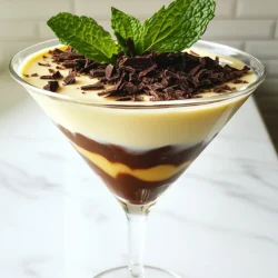 Für einen Baileys Mint Martini benötigst du folgende Zutaten: - 240 ml Milch - 30 ml Schokoladensirup - 15 ml Minzextrakt - 15 g Schokoladenflocken - 15 g Zucker (optional) - Frische Minzblätter zur Garnitur - Eiswürfel Wenn du keine Milch magst, probiere Mandelmilch oder Hafermilch. Diese Alternativen geben deinem Cocktail einen neuen Geschmack. Du kannst auch Zartbitterschokolade verwenden, wenn du eine intensivere Note möchtest. Anstelle von Minzextrakt kannst du frische Minze verwenden. Das gibt dem Drink mehr Frische. Zucker ist optional, also lass ihn weg, wenn du es nicht süß magst. Wähle frische Minzblätter, um den besten Geschmack zu erhalten. Achte darauf, dass die Milch frisch ist und gut gekühlt. Hochwertiger Schokoladensirup macht einen großen Unterschied. Du kannst auch Bio-Zutaten verwenden, um deinen Drink gesünder zu machen. Wenn du Schokoladenflocken kaufst, achte darauf, dass sie gut schmelzen und einen tollen Geschmack haben. {{ingredient_image_2}} Um einen Baileys Mint Martini zuzubereiten, folgen Sie diesen einfachen Schritten: 1. Nehmen Sie einen Cocktailshaker und geben Sie die Milch, den Schokoladensirup, den Minzextrakt und den Zucker hinein. 2. Füllen Sie den Shaker mit Eiswürfeln bis zur Hälfte. 3. Schütteln Sie kräftig, bis die Mischung gut vermengt und kühl ist. 4. Nehmen Sie ein vorgekühltes Martini-Glas und seihen Sie die Mischung hinein. 5. Streuen Sie die Schokoladenflocken obenauf für den besonderen Touch. 6. Garnieren Sie mit frischen Minzblättern für ein frisches Aussehen. Ein guter Cocktailshaker ist wichtig für den perfekten Martini. Hier sind einige Tipps: - Stellen Sie sicher, dass der Shaker gut verschlossen ist, bevor Sie schütteln. - Schütteln Sie schnell und kräftig, um die Zutaten gut zu vermischen. - Verwenden Sie genug Eis, um die Mischung zu kühlen, aber nicht zu viel, um die Flüssigkeit zu verdünnen. Die Konsistenz des Cocktails ist entscheidend. Hier sind einige Punkte, die Ihnen helfen: - Verwenden Sie kalte Zutaten, um den Cocktail frisch zu halten. - Achten Sie darauf, die Mischung nicht zu lange zu schütteln. Das kann die Textur verändern. - Wenn Sie eine dickere Konsistenz mögen, fügen Sie etwas mehr Schokoladensirup hinzu. Um den Geschmack des Baileys Mint Martini zu steigern, probiere diese Ideen: - Verwende frische Minzblätter. Sie bringen mehr Aroma. - Nutze hochwertigen Schokoladensirup. Der Geschmack macht einen großen Unterschied. - Füge ein paar Tropfen Vanilleextrakt hinzu. Das gibt dem Drink eine schöne Tiefe. - Experimentiere mit verschiedenen Schokoladensorten. Dunkle Schokolade kann mehr Intensität bieten. Es gibt einige Fehler, die du vermeiden solltest: - Verwende keinen warmen Shaker. Dies kann die Konsistenz des Cocktails beeinträchtigen. - Schüttle nicht zu lange. Das Getränk wird sonst zu dünn. - Füge zu viel Zucker hinzu. Der Cocktail sollte süß, aber nicht überladen sein. - Lass das Glas nicht zu lange stehen. Der Martini schmeckt frisch am besten. Hier sind einige Tipps für die perfekte Präsentation: - Kühle dein Martini-Glas vorher. So bleibt der Drink länger kalt. - Verwende eine passende Garnitur. Minzblätter und Schokoladenflocken sehen toll aus. - Serviere den Martini sofort nach der Zubereitung. So schmeckt er am besten. - Probiere, den Drink mit einem Strohhalm zu servieren. So kannst du den Geschmack besser genießen. Pro Tipps Milchwahl: Verwenden Sie Vollmilch für einen cremigen Geschmack oder Mandelmilch für eine nussige Note. Minzgeschmack: Passen Sie den Minzextrakt nach Ihrem Geschmack an; weniger für einen subtileren Geschmack, mehr für eine intensivere Frische. Kühlen Sie das Glas: Kühlen Sie das Martini-Glas vor, um die Temperatur des Cocktails länger zu halten. Schokoladendekor: Verwenden Sie dunkle Schokoladenflocken für einen intensiveren Geschmack oder weiße Schokolade für einen süßeren Akzent. {{image_4}} Wenn Sie Minzextrakt nicht haben, verwenden Sie frische Minze. Frische Blätter geben ein tolles Aroma. Mischen Sie einige Blätter im Shaker, bevor Sie die anderen Zutaten hinzufügen. Das gibt Ihrem Drink einen frischen Geschmack. Sie können auch Pfefferminzsyrup nutzen. Dieser gibt eine süße Note und ist einfach zu finden. Jeder hat andere Vorlieben. Wenn Sie Schokolade nicht mögen, können Sie den Schokoladensirup weglassen. Probieren Sie stattdessen Vanillesirup. Das bringt eine milde Süße. Für einen kräftigen Geschmack fügen Sie etwas Espresso hinzu. So entsteht ein schokoladiger Kaffeegenuss. Auch das Ersetzen von Milch durch Kokosmilch kann spannend sein. Das bringt einen tropischen Touch. Möchten Sie eine alkoholfreie Variante? Das ist ganz einfach! Nutzen Sie folgende Zutaten: - 240 ml Milch - 30 ml Schokoladensirup - 15 ml Minzextrakt - 15 g Schokoladenflocken - 15 g Zucker (optional) - Frische Minzblätter zur Garnitur - Eiswürfel Die Zubereitung bleibt gleich. Alle Zutaten in den Shaker geben und gut schütteln. Seihen Sie die Mischung in ein Glas. Garnieren Sie mit Schokoladenflocken und Minzblättern. So genießen Sie den Cocktail ohne Alkohol. Um die besten Ergebnisse zu erzielen, lagern Sie Ihre Zutaten richtig. Milch sollte im Kühlschrank sein. Halten Sie Schokoladensirup an einem kühlen, dunklen Ort. Minzextrakt bleibt am besten in einem verschlossenen Behälter. Schokoladenflocken sollten ebenfalls kühl und trocken bleiben. Verwenden Sie frische Minzblätter bald nach dem Kauf. Der Baileys Mint Martini schmeckt frisch am besten. Wenn Sie Reste haben, decken Sie das Glas ab. Lagern Sie es im Kühlschrank. Der Cocktail bleibt dort für einige Stunden genießbar. Vermeiden Sie es, den Martini länger als einen Tag zu lagern. Eiswürfel schmelzen und verwässern den Geschmack. Die Haltbarkeit des Cocktails ist kurz. Er bleibt etwa 24 Stunden frisch. Für den besten Genuss trinken Sie ihn sofort. Achten Sie darauf, dass die Zutaten frisch sind. Dies sorgt für den besten Geschmack und die beste Textur. Der Baileys Mint Martini hat keinen hohen Alkoholgehalt. Die Hauptzutaten sind Milch, Schokoladensirup und Minzextrakt. Wenn du keinen Zucker hinzufügst, bleibt der Cocktail leicht. Der Geschmack kommt von der Kombination der Zutaten. Du spürst die Schokolade und die Minze. Das macht ihn lecker und erfrischend. Ja, du kannst den Martini ohne Zucker machen. Der Schokoladensirup gibt bereits Süße. Wenn du weniger süß magst, lass den Zucker weg. Die anderen Zutaten bleiben gleich. So hast du einen weniger süßen, aber immer noch tollen Drink. Du kannst auch mehr Schokoladensirup verwenden, wenn du mehr Süße willst. Ja, die Garnitur macht den Drink besonders. Verwende frische Minzblätter, um Farbe und Frische hinzuzufügen. Streue auch Schokoladenflocken über den Cocktail. Das sieht schön aus und verstärkt den Geschmack. Diese kleinen Details machen deinen Baileys Mint Martini zu einem echten Hingucker. Die Zutaten für den Baileys Mint Martini sind vielseitig. Wir haben Alternativen und Tipps zur Auswahl besprochen. Die Schritt-für-Schritt-Anleitung hilft dir, den Drink perfekt zuzubereiten. Denk an die häufigen Fehler, die wir behandelt haben. Variationen ermöglichen es dir, den Martini nach deinem Geschmack zu verändern. Schließlich hast du gelernt, wie man Zutaten lagert und die Haltbarkeit beachtet. Mit diesen Tipps bereitest du einen köstlichen Cocktail zu. Viel Spaß beim Mixen!