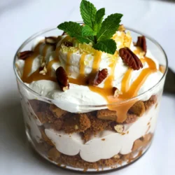 Um ein köstliches Lebkuchen-Weihnachts-Trifle zu machen, brauchst du folgende Zutaten: - 1 Portion Lebkuchen-Kekse, zerbröckelt - 2 Tassen Lebkuchen-Joghurt oder Vanille-Joghurt - 1 Tasse Schlagsahne (kalt) - 1/2 Tasse Karamellsauce - 1/4 Tasse gehackte Pekannüsse oder Walnüsse - 1 Teelöffel gemahlener Zimt - 1/4 Teelöffel gemahlene Muskatnuss - Frische Minzblätter zum Garnieren - Kristallisierter Ingwer, gehackt (optional, zur Dekoration) Diese Zutaten geben deinem Trifle die perfekte Kombination aus Geschmack und Textur. Für eine festliche Note kannst du folgende optionale Zutaten verwenden: - Kristallisierter Ingwer, gehackt - Weitere Nüsse wie Mandeln oder Haselnüsse - Schokoladenraspel oder -stückchen Mit diesen Zutaten kannst du dein Trifle anpassen und noch schöner machen. Wenn du die besten Zutaten wählst, achte auf Folgendes: - Lebkuchen-Kekse: Sie sollten frisch und gut gewürzt sein. Selbstgemachte Kekse sind meist besser. - Joghurt: Wähle einen cremigen und dickeren Joghurt für einen besseren Geschmack. - Schlagsahne: Achte darauf, dass sie frisch geschlagen ist. Fertigprodukte können oft weniger lecker sein. - Nüsse: Frisch gehackte Nüsse haben den besten Geschmack. Röste sie leicht für mehr Aroma. Diese Tipps helfen dir, die besten Zutaten für dein Lebkuchen-Weihnachts-Trifle auszuwählen. {{ingredient_image_2}} Zuerst müssen Sie die Lebkuchen-Kekse vorbereiten. Sie können Ihr Lieblingsrezept verwenden oder eine Packung kaufen. Backen Sie die Kekse und lassen Sie sie abkühlen. Sobald sie kalt sind, zerbröckeln Sie die Kekse in kleine Stücke. Achten Sie darauf, dass die Stücke nicht zu groß sind. So können sie gut in den Trifle eingearbeitet werden. Jetzt machen wir die Joghurt-Mischung. Nehmen Sie eine mittelgroße Schüssel und fügen Sie 2 Tassen Lebkuchen-Joghurt oder Vanille-Joghurt hinzu. Geben Sie 1 Teelöffel gemahlenen Zimt und 1/4 Teelöffel gemahlene Muskatnuss dazu. Rühren Sie alles gut um, bis die Gewürze gleichmäßig verteilt sind. Diese Mischung bringt viel Geschmack in Ihren Trifle. Jetzt kommen wir zum Schichten! Nehmen Sie eine große Trifle-Schüssel oder einzelne Gläser. Beginnen Sie mit einer Schicht zerbröckelter Lebkuchen-Kekse am Boden. Darauf kommt eine Schicht der Joghurt-Mischung. Glätten Sie sie mit einem Löffel. Danach folgt eine Schicht kalter Schlagsahne. Träufeln Sie etwas Karamellsauce darüber und streuen Sie die gehackten Pekannüsse oder Walnüsse. Wiederholen Sie diesen Prozess, bis die Schüssel voll ist. Beenden Sie mit einer Schicht Schlagsahne. Für das besondere Etwas, fügen Sie mehr Karamellsauce auf die oberste Schicht hinzu. Garnieren Sie mit frischen Minzblättern und optional mit gehacktem kristallisierten Ingwer. Decken Sie die Trifle mit Frischhaltefolie ab und stellen Sie sie mindestens 2 Stunden in den Kühlschrank. So verbinden sich die Aromen gut. Die Schlagsahne ist der Star des Trifles. Um sie perfekt zu machen, benutze kalte Sahne. Kühle die Schüssel und den Schneebesen im Kühlschrank für 15 Minuten. Schlage die Sahne bei mittlerer Geschwindigkeit, bis sie steif wird. Achte darauf, nicht zu lange zu schlagen. Sonst wird sie butterartig und verliert ihre Luftigkeit. Ein häufiger Fehler ist das Überladen der Schichten. Achte darauf, dass jede Schicht gleich dick ist. Wenn die Schichten ungleich sind, kann das Trifle auseinanderfallen. Auch das Abdecken ist wichtig. Lass das Trifle nach dem Schichten immer abgedeckt im Kühlschrank. So bleiben die Aromen frisch und die Texturen gut. Die Präsentation ist wichtig für das Gesamtbild. Verwende klare Gläser oder eine große Schüssel. So kann jeder die schönen Schichten sehen. Garniere die oberste Schicht mit frischen Minzblättern und einem Löffel Karamellsauce. Kristallisierter Ingwer kann auch einen schönen Akzent setzen. Stelle das Trifle in den Mittelpunkt des Tischs. So wird es zum Highlight deiner Feier. Pro Tipps Lebkuchen frisch halten: Verwenden Sie frisch gebackene Lebkuchen-Kekse für den besten Geschmack und die beste Textur. Joghurt Wahl: Probieren Sie verschiedene Geschmacksrichtungen von Joghurt aus, um das Geschmackserlebnis zu variieren. Schokoladen- oder Zimtjoghurt können eine schöne Ergänzung sein. Schichttechnik: Achten Sie darauf, die Schichten gleichmäßig zu verteilen, damit jede Portion gleichmäßig aussieht und schmeckt. Kühlzeit beachten: Lassen Sie das Trifle ausreichend im Kühlschrank, damit sich die Aromen gut vermischen und die Konsistenz sich festigt. {{image_4}} Wenn Sie keinen Lebkuchen-Joghurt finden, nutzen Sie Vanille-Joghurt. Er gibt den gleichen cremigen Geschmack. Sie können auch einen Zimt-Joghurt wählen, um das Aroma zu verstärken. Für eine fruchtige Note wählen Sie einen Joghurt mit Apfel- oder Birnengeschmack. Diese Alternativen bringen neue Fülle in Ihr Trifle. Nüsse sind eine tolle Ergänzung. Pekannüsse und Walnüsse sind klassisch, aber Sie können auch Mandeln oder Haselnüsse verwenden. Diese Nüsse bieten verschiedene Geschmäcker und Texturen. Wenn Sie einen Crunch wollen, probieren Sie geröstete Nüsse. Sie geben dem Dessert einen tollen Biss und erhöhen den Genuss. Für eine vegane Version wählen Sie pflanzlichen Joghurt. Mandel- oder Kokosjoghurt passen gut. Die Lebkuchen-Kekse können Sie mit glutenfreien Mehlen backen. Hafermehl oder Mandelmehl sind gute Optionen. So erstellen Sie ein leckeres Trifle, das alle genießen können, unabhängig von diätetischen Bedürfnissen. Sobald Sie Ihr Lebkuchen-Weihnachts-Trifle zubereitet haben, ist die richtige Lagerung wichtig. Decken Sie die Trifle-Schüssel mit Frischhaltefolie ab. Dies hilft, die Feuchtigkeit zu bewahren und den Geschmack frisch zu halten. Stellen Sie die Schüssel in den Kühlschrank. So bleibt Ihr Trifle kühl und lecker. Im Kühlschrank hält sich das Trifle gut für etwa 2 bis 3 Tage. Achten Sie darauf, es gut abzudecken, damit es nicht austrocknet. Nach ein paar Tagen können die Kekse weich werden, aber die Aromen bleiben intensiv. Wenn das Trifle länger steht, verliere ich oft die Lust, es zu essen. Es schmeckt am besten frisch. Das Einfrieren des Trifles ist nicht empfehlenswert. Die Schlagsahne und die Joghurt-Schicht können beim Auftauen ihre Konsistenz verlieren. Wenn Sie Reste haben, lagern Sie die Schichten getrennt. So können Sie die Kekse, Joghurt und Schlagsahne frisch halten. Wenn Sie es später genießen möchten, können Sie die Zutaten wieder schichten. Ich empfehle, das Trifle mindestens 2 Stunden im Kühlschrank stehen zu lassen. So können sich die Aromen gut verbinden. Wenn du Zeit hast, lass es über Nacht stehen. Das macht den Geschmack noch besser. Ja, du kannst das Trifle im Voraus zubereiten. Du kannst es sogar einen Tag vorher machen. So sparst du Zeit an deinem Festtag. Bereite alle Schichten vor und schichte sie wie gewohnt. Decke das Trifle gut ab und stelle es in den Kühlschrank. Wenn du keine Schlagsahne verwenden möchtest, probiere griechischen Joghurt. Er ist dick und cremig. Eine andere Option ist Kokosnusscreme für einen leckeren Geschmack. Diese Alternativen machen dein Trifle trotzdem festlich und lecker. In diesem Artikel habe ich die wichtigsten Schritte zur Zubereitung eines Lebkuchen-Weihnachts-Trifles behandelt. Wir haben die besten Zutaten besprochen, eine Schritt-für-Schritt-Anleitung gegeben und viele nützliche Tipps geteilt. Denke daran, das Trifle gut zu lagern, um die Frische zu bewahren. Variationen bringen neuen Schwung in dein Rezept. Probiere sie aus und finde deine Favoriten. Ein gut gemachtes Trifle wird jeden erfreuen! Viel Spaß beim Ausprobieren!