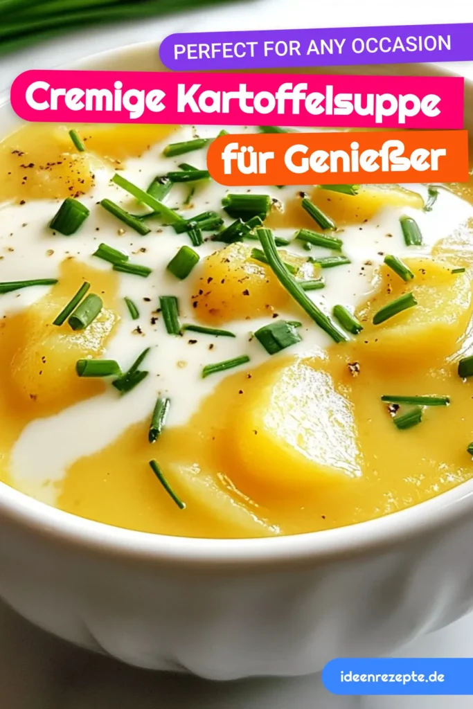 Entdecken Sie dieses köstliche Rezept für cremige Cheddar-Kartoffelsuppe! Diese einfache Kartoffelsuppe mit Käse und Yukon Gold Kartoffeln ist perfekt für kalte Tage. Mit Knoblauch und frischer Gemüsebrühe hergestellt, bietet sie einen herzhaften Geschmack, der jeder vegetarischen Suppe das Wasser im Mund zusammenlaufen lässt. Probieren Sie jetzt unser Knoblauch-Kartoffelsuppe Rezept aus und genießen Sie eine tolle Mahlzeit! #CremigeSuppe #KnoblauchKartoffelsuppe #Kartoffelsuppe #VegetarischeRezepte