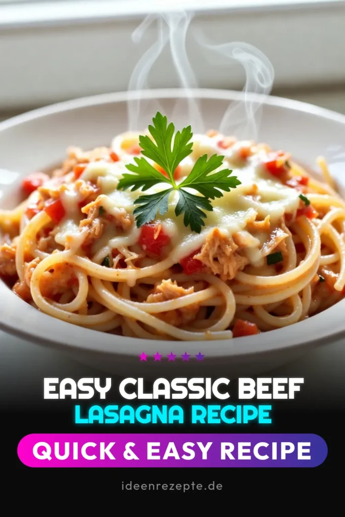 Entdecken Sie dieses cremige Spaghetti Auflauf Rezept mit Hähnchen, das einfach und köstlich ist! Dieser herzhafte Spaghetti Auflauf mit Frischkäse kombiniert zarte Spaghetti und zerkleinertes Hähnchen zu einem perfekten Familienessen. Sparen Sie Zeit in der Küche mit diesen einfachen Auflauf Rezepten und genießen Sie die cremige Konsistenz. Probieren Sie dieses herzhaftes Hähnchen Rezept und bewahren Sie das Rezept für Ihre nächste Mahlzeit! #CremigerSpaghettiAuflauf #SpaghettiAuflaufMitHähnchen #EinfacheAuflaufRezepte #HerzhaftesHähnchenRezept