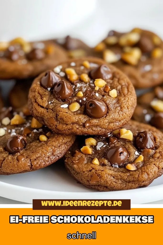 Entdecke das perfekte Rezept für ei-freie Kekse! Diese schokoladigen Kekse sind einfach zuzubereiten und eignen sich hervorragend für alle, die vegane Keksrezepte suchen. Mit gesunden Keksen ohne Eier kannst du deinen süßen Zahn stillen, ohne Kompromisse einzugehen. Probiere unser einfaches Rezept aus und genieße schokoladige Leckerbissen, die alle begeistern! Speichere das Rezept jetzt! #EifreieKekse #VeganeKeksrezepte #GesundeKekse #SchokoladigeKekse
