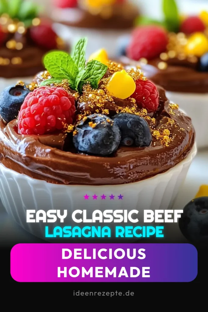 Entdecke diese köstlichen weihnachtlichen Schokoladenmousse-Becher, perfekt für dein Weihnachtsdessert. Mit einem Zartbitterschokolade Rezept, das sich leicht zubereiten lässt, verwöhne deine Gäste mit luftiger Schokoladenmousse und frischen Beeren. Ideal für die festliche Jahreszeit! Hole dir diese Weihnachtsdessert Ideen und zaubere unvergessliche Leckereien. Jetzt ausprobieren! #Schokoladenmousse #Weihnachtsdessert #Dessertideen #Schokolade